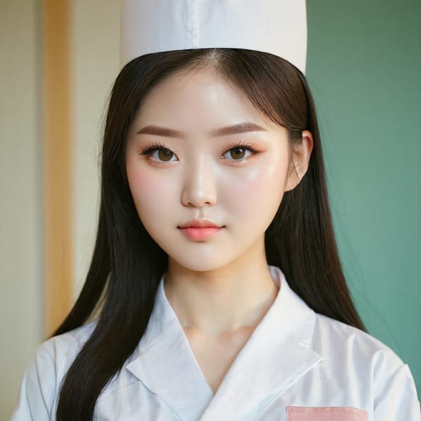 Tags: 21872187, SDXL
{"3": {"inputs": {"seed": 258257637476604, "steps": 64, "cfg": 6.73, "sampler_name": "dpmpp_2m", "scheduler": "karras", "denoise": 1.0, "model": ["27", 0], "positive": ["6", 0], "negative": ["7", 0], "latent_image": ["5", 0]}, "class_type": "KSampler"}, "4": {"inputs": {"ckpt_name": "juggernautxl.safetensors"}, "class_type": "CheckpointLoaderSimple"}, "5": {"inputs": {"width": 1024, "height": 1024, "batch_size": 1}, "class_type": "EmptyLatentImage"}, "6": {"inputs": {"text": "19 year old girl, (korean:0.95), (seductive facial expression:1.05), (temptress:1.00), (idol:1.10), (detailed face:0.99), (eyelashes:0.97), (seductive pose:1.09), (pale skin:1.05), (cute:1.00), (blush:1.08), (slim:1.14), (sexy lips:1.08), (double eyelids:0.95), (beautiful eyes:1.10), (in a seductive pose:1.10), (large perky breasts:1.02), (cleavage:1.02), (thigh gap:0.99), (nurse in uniform:1.07) working in a hospital ward, (candid cinema:1.06), (RAW:1.04), (portra:1.09), (film:1.07), (natural looking skin:1.05), (textured skin:1.07), (soft lighting:1.09), (skin fuzz:1.01), (detailed skin:1.05)", "clip": ["27", 1]}, "class_type": "CLIPTextEncode"}, "7": {"inputs": {"text": "(low resolution:1.10), (watermark:1.11), (bad hands:1.14), (distorted:1.10), (twisted:1.10), (worst quality:1.10), (open mouth:1.06)", "clip": ["27", 1]}, "class_type": "CLIPTextEncode"}, "8": {"inputs": {"samples": ["3", 0], "vae": ["4", 2]}, "class_type": "VAEDecode"}, "25": {"inputs": {"lora_name": "nudify_xl.safetensors", "strength_model": 0.38, "strength_clip": 0.33, "model": ["4", 0], "clip": ["4", 1]}, "class_type": "LoraLoader"}, "26": {"inputs": {"lora_name": "shirtlift_SDXL_v2.safetensors", "strength_model": 0.05, "strength_clip": 0.18, "model": ["25", 0], "clip": ["25", 1]}, "class_type": "LoraLoader"}, "27": {"inputs": {"lora_name": "PerfectEyesXL.safetensors", "strength_model": 0.09, "strength_clip": 0.08, "model": ["26", 0], "clip": ["26", 1]}, "class_type": "LoraLoader"}, "30": {"inputs": {"model_name": "4x_NMKD-Superscale-SP_178000_G.pth"}, "class_type": "UpscaleModelLoader"}, "31": {"inputs": {"upscale_model": ["30", 0], "image": ["8", 0]}, "class_type": "ImageUpscaleWithModel"}, "32": {"inputs": {"upscale_method": "lanczos", "scale_by": 0.5, "image": ["31", 0]}, "class_type": "ImageScaleBy"}, "33": {"inputs": {"pixels": ["32", 0], "vae": ["4", 2]}, "class_type": "VAEEncode"}, "34": {"inputs": {"seed": 258257637476604, "steps": 64, "cfg": 6.73, "sampler_name": "dpmpp_2m", "scheduler": "karras", "denoise": 0.3, "model": ["27", 0], "positive": ["6", 0], "negative": ["7", 0], "latent_image": ["33", 0]}, "class_type": "KSampler"}, "36": {"inputs": {"samples": ["34", 0], "vae": ["4", 2]}, "class_type": "VAEDecode"}, "39": {"inputs": {"filename_prefix": "comfyapi-1734040883424", "images": ["36", 0]}, "class_type": "SaveImage"}}