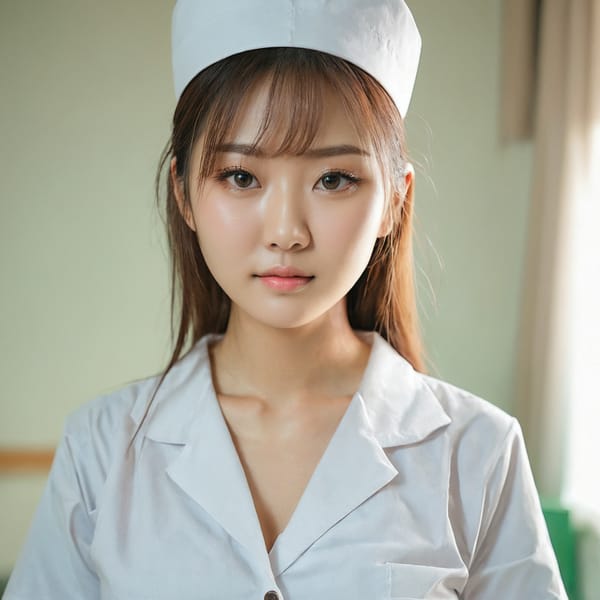 Tags: 21872187, SDXL
{"3": {"inputs": {"seed": 928390786772051, "steps": 64, "cfg": 5.55, "sampler_name": "dpmpp_2m", "scheduler": "karras", "denoise": 1.0, "model": ["27", 0], "positive": ["6", 0], "negative": ["7", 0], "latent_image": ["5", 0]}, "class_type": "KSampler"}, "4": {"inputs": {"ckpt_name": "juggernautxl.safetensors"}, "class_type": "CheckpointLoaderSimple"}, "5": {"inputs": {"width": 1024, "height": 1024, "batch_size": 1}, "class_type": "EmptyLatentImage"}, "6": {"inputs": {"text": "20 year old girl, (taiwanese:1.09), (russian:1.13), (chinese:0.95), (irish:1.07), (detailed face:1.06), (double eyelids:1.11), (eyelashes:0.98), (idol:1.07), (seductive facial expression:1.02), (cute:0.98), (seductive pose:0.98), (slim:1.00), (sexy lips:1.11), (beautiful eyes:1.05), (blush:1.00), (in a seductive pose:0.97), (large perky breasts:0.99), (cleavage:0.96), (thigh gap:1.08), (nurse in uniform:1.13) working in a hospital ward, (RAW:1.00), (film:1.02), (soft lighting:1.05), (natural looking skin:1.01), (skin fuzz:1.09), (candid cinema:1.01), (portra:1.05), (detailed skin:1.07), (textured skin:1.09)", "clip": ["27", 1]}, "class_type": "CLIPTextEncode"}, "7": {"inputs": {"text": "(worst quality:1.06), (low resolution:1.13), (open mouth:1.07), (bad hands:1.10), (watermark:1.07), (twisted:1.10), (distorted:1.08)", "clip": ["27", 1]}, "class_type": "CLIPTextEncode"}, "8": {"inputs": {"samples": ["3", 0], "vae": ["4", 2]}, "class_type": "VAEDecode"}, "25": {"inputs": {"lora_name": "nudify_xl.safetensors", "strength_model": 0.06, "strength_clip": 0.09, "model": ["4", 0], "clip": ["4", 1]}, "class_type": "LoraLoader"}, "26": {"inputs": {"lora_name": "shirtlift_SDXL_v2.safetensors", "strength_model": 0.01, "strength_clip": 0.05, "model": ["25", 0], "clip": ["25", 1]}, "class_type": "LoraLoader"}, "27": {"inputs": {"lora_name": "PerfectEyesXL.safetensors", "strength_model": 0.07, "strength_clip": 0.16, "model": ["26", 0], "clip": ["26", 1]}, "class_type": "LoraLoader"}, "30": {"inputs": {"model_name": "4x_NMKD-Superscale-SP_178000_G.pth"}, "class_type": "UpscaleModelLoader"}, "31": {"inputs": {"upscale_model": ["30", 0], "image": ["8", 0]}, "class_type": "ImageUpscaleWithModel"}, "32": {"inputs": {"upscale_method": "lanczos", "scale_by": 0.5, "image": ["31", 0]}, "class_type": "ImageScaleBy"}, "33": {"inputs": {"pixels": ["32", 0], "vae": ["4", 2]}, "class_type": "VAEEncode"}, "34": {"inputs": {"seed": 928390786772051, "steps": 64, "cfg": 5.55, "sampler_name": "dpmpp_2m", "scheduler": "karras", "denoise": 0.3, "model": ["27", 0], "positive": ["6", 0], "negative": ["7", 0], "latent_image": ["33", 0]}, "class_type": "KSampler"}, "36": {"inputs": {"samples": ["34", 0], "vae": ["4", 2]}, "class_type": "VAEDecode"}, "39": {"inputs": {"filename_prefix": "comfyapi-1732007621099", "images": ["36", 0]}, "class_type": "SaveImage"}}