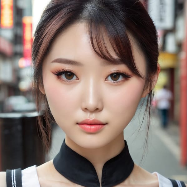 Tags: 21872187, SDXL
{"3": {"inputs": {"seed": 727199914095560, "steps": 64, "cfg": 6.27, "sampler_name": "dpmpp_2m", "scheduler": "karras", "denoise": 1.0, "model": ["27", 0], "positive": ["6", 0], "negative": ["7", 0], "latent_image": ["5", 0]}, "class_type": "KSampler"}, "4": {"inputs": {"ckpt_name": "juggernautxl.safetensors"}, "class_type": "CheckpointLoaderSimple"}, "5": {"inputs": {"width": 1024, "height": 1024, "batch_size": 1}, "class_type": "EmptyLatentImage"}, "6": {"inputs": {"text": "28 year old girl, (chinese:1.09), (russian:1.12), (korean:1.10), (blush:0.96), (sexy lips:0.95), (seductive pose:0.97), (double eyelids:1.03), (detailed face:1.09), (slim:1.00), (beautiful eyes:1.06), (temptress:1.00), (pale skin:1.09), (idol:1.13), (seductive facial expression:1.09), (in a seductive pose:0.95), (large perky breasts:1.07), (cleavage:1.14), (thigh gap:1.04), (school uniform:0.99), choker, busy street, (skin fuzz:1.09), (detailed skin:1.00), (soft lighting:1.01), (natural looking skin:1.09), (textured skin:1.05), (candid cinema:1.08), (portra:1.03), (RAW:1.07), (film:1.05)", "clip": ["27", 1]}, "class_type": "CLIPTextEncode"}, "7": {"inputs": {"text": "(open mouth:1.07), (distorted:1.06), (watermark:1.09), (low resolution:1.06), (worst quality:1.09), (bad hands:1.10), (twisted:1.12)", "clip": ["27", 1]}, "class_type": "CLIPTextEncode"}, "8": {"inputs": {"samples": ["3", 0], "vae": ["4", 2]}, "class_type": "VAEDecode"}, "25": {"inputs": {"lora_name": "nudify_xl.safetensors", "strength_model": 0.2, "strength_clip": 0.14, "model": ["4", 0], "clip": ["4", 1]}, "class_type": "LoraLoader"}, "26": {"inputs": {"lora_name": "shirtlift_SDXL_v2.safetensors", "strength_model": 0.02, "strength_clip": 0.19, "model": ["25", 0], "clip": ["25", 1]}, "class_type": "LoraLoader"}, "27": {"inputs": {"lora_name": "PerfectEyesXL.safetensors", "strength_model": 0.17, "strength_clip": 0.12, "model": ["26", 0], "clip": ["26", 1]}, "class_type": "LoraLoader"}, "30": {"inputs": {"model_name": "4x_NMKD-Superscale-SP_178000_G.pth"}, "class_type": "UpscaleModelLoader"}, "31": {"inputs": {"upscale_model": ["30", 0], "image": ["8", 0]}, "class_type": "ImageUpscaleWithModel"}, "32": {"inputs": {"upscale_method": "lanczos", "scale_by": 0.5, "image": ["31", 0]}, "class_type": "ImageScaleBy"}, "33": {"inputs": {"pixels": ["32", 0], "vae": ["4", 2]}, "class_type": "VAEEncode"}, "34": {"inputs": {"seed": 727199914095560, "steps": 64, "cfg": 6.27, "sampler_name": "dpmpp_2m", "scheduler": "karras", "denoise": 0.3, "model": ["27", 0], "positive": ["6", 0], "negative": ["7", 0], "latent_image": ["33", 0]}, "class_type": "KSampler"}, "36": {"inputs": {"samples": ["34", 0], "vae": ["4", 2]}, "class_type": "VAEDecode"}, "39": {"inputs": {"filename_prefix": "comfyapi-1725827377098", "images": ["36", 0]}, "class_type": "SaveImage"}}