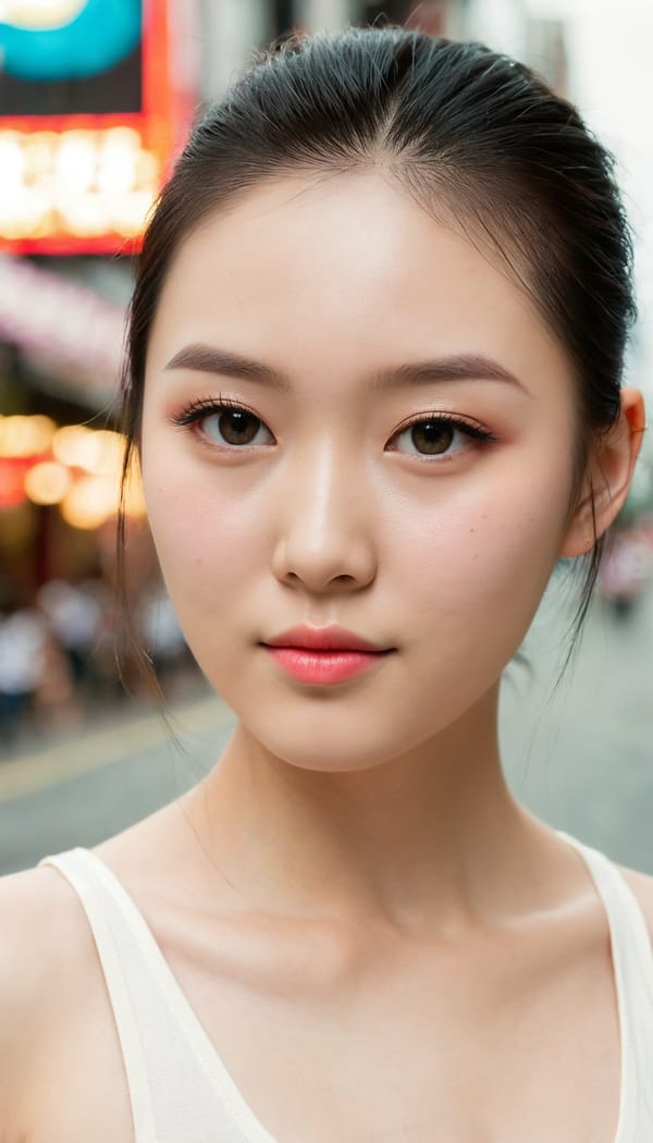 Tags: 21872187, SDXL
{"3": {"inputs": {"seed": 226518527657305, "steps": 32, "cfg": 7.49, "sampler_name": "dpmpp_2m", "scheduler": "karras", "denoise": 1.0, "model": ["27", 0], "positive": ["6", 0], "negative": ["7", 0], "latent_image": ["5", 0]}, "class_type": "KSampler"}, "4": {"inputs": {"ckpt_name": "juggernautXL_v8Rundiffusion.safetensors"}, "class_type": "CheckpointLoaderSimple"}, "5": {"inputs": {"width": 768, "height": 1344, "batch_size": 1}, "class_type": "EmptyLatentImage"}, "6": {"inputs": {"text": "20 year old girl, (taiwanese:0.98), (ukrainian:0.98), (temptress:1.06), (double eyelids:0.95), (seductive facial expression:1.07), (blush:1.08), (sexy lips:1.14), (seductive pose:1.14), (cute:0.95), (beautiful eyes:0.96), (pale skin:1.01), (slim:0.95), (eyelashes:1.03), (detailed face:0.95), (idol:1.06), (perky ass:1.01), (exposed ass:0.96), (looking back:0.95), (sexy ass:1.11), (thigh gap:0.95), (white tanktop:1.04), busy street, (natural looking skin:1.07), (detailed skin:1.02), (skin fuzz:1.09), (soft lighting:1.04), (portra:1.07), (textured skin:1.02), (candid cinema:1.02), (RAW:1.02), (film:1.08)", "clip": ["27", 1]}, "class_type": "CLIPTextEncode"}, "7": {"inputs": {"text": "(distorted:1.06), (watermark:1.07), (twisted:1.09), (low resolution:1.07), (bad hands:1.12), (open mouth:1.09), (worst quality:1.11)", "clip": ["27", 1]}, "class_type": "CLIPTextEncode"}, "8": {"inputs": {"samples": ["3", 0], "vae": ["4", 2]}, "class_type": "VAEDecode"}, "25": {"inputs": {"lora_name": "nudify_xl.safetensors", "strength_model": 0.35, "strength_clip": 0.23, "model": ["4", 0], "clip": ["4", 1]}, "class_type": "LoraLoader"}, "26": {"inputs": {"lora_name": "shirtlift_SDXL_v2.safetensors", "strength_model": 0.13, "strength_clip": 0.13, "model": ["25", 0], "clip": ["25", 1]}, "class_type": "LoraLoader"}, "27": {"inputs": {"lora_name": "PerfectEyesXL.safetensors", "strength_model": 0.0, "strength_clip": 0.03, "model": ["26", 0], "clip": ["26", 1]}, "class_type": "LoraLoader"}, "30": {"inputs": {"model_name": "4x_NMKD-Superscale-SP_178000_G.pth"}, "class_type": "UpscaleModelLoader"}, "31": {"inputs": {"upscale_model": ["30", 0], "image": ["8", 0]}, "class_type": "ImageUpscaleWithModel"}, "32": {"inputs": {"upscale_method": "lanczos", "scale_by": 0.5, "image": ["31", 0]}, "class_type": "ImageScaleBy"}, "33": {"inputs": {"pixels": ["32", 0], "vae": ["4", 2]}, "class_type": "VAEEncode"}, "34": {"inputs": {"seed": 226518527657305, "steps": 32, "cfg": 7.49, "sampler_name": "dpmpp_2m", "scheduler": "karras", "denoise": 0.3, "model": ["27", 0], "positive": ["6", 0], "negative": ["7", 0], "latent_image": ["33", 0]}, "class_type": "KSampler"}, "36": {"inputs": {"samples": ["34", 0], "vae": ["4", 2]}, "class_type": "VAEDecode"}, "39": {"inputs": {"filename_prefix": "comfyapi-1708262851342", "images": ["36", 0]}, "class_type": "SaveImage"}}