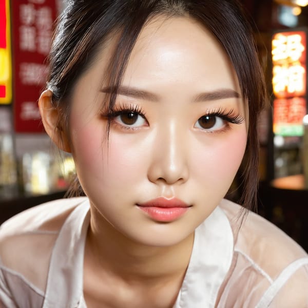 Tags: 21872187, SDXL
{"3": {"inputs": {"seed": 914033662429690, "steps": 32, "cfg": 7.19, "sampler_name": "dpmpp_2m", "scheduler": "karras", "denoise": 1.0, "model": ["27", 0], "positive": ["6", 0], "negative": ["7", 0], "latent_image": ["5", 0]}, "class_type": "KSampler"}, "4": {"inputs": {"ckpt_name": "juggernautxl.safetensors"}, "class_type": "CheckpointLoaderSimple"}, "5": {"inputs": {"width": 1024, "height": 1024, "batch_size": 1}, "class_type": "EmptyLatentImage"}, "6": {"inputs": {"text": "28 year old girl, (chinese:1.02), (blush:1.14), (cute:1.02), (sexy lips:0.95), (seductive pose:1.00), (eyelashes:1.14), (slim:1.12), (beautiful eyes:1.02), (pale skin:0.98), (seductive facial expression:1.12), (idol:1.14), (double eyelids:0.97), (detailed face:0.96), (temptress:0.99), (on all fours:0.95), (spreading ass cheeks:1.04), (from behind:1.09), (backboob:1.13), (a waitress in uniform:1.05) working at a restaurant, (candid cinema:1.08), (film:1.00), (natural looking skin:1.05), (RAW:1.09), (portra:1.06), (soft lighting:1.04), (skin fuzz:1.02), (textured skin:1.02), (detailed skin:1.08)", "clip": ["27", 1]}, "class_type": "CLIPTextEncode"}, "7": {"inputs": {"text": "(watermark:1.10), (twisted:1.14), (distorted:1.14), (worst quality:1.13), (low resolution:1.12), (open mouth:1.07), (bad hands:1.11)", "clip": ["27", 1]}, "class_type": "CLIPTextEncode"}, "8": {"inputs": {"samples": ["3", 0], "vae": ["4", 2]}, "class_type": "VAEDecode"}, "25": {"inputs": {"lora_name": "nudify_xl.safetensors", "strength_model": 0.24, "strength_clip": 0.09, "model": ["4", 0], "clip": ["4", 1]}, "class_type": "LoraLoader"}, "26": {"inputs": {"lora_name": "shirtlift_SDXL_v2.safetensors", "strength_model": 0.15, "strength_clip": 0.04, "model": ["25", 0], "clip": ["25", 1]}, "class_type": "LoraLoader"}, "27": {"inputs": {"lora_name": "PerfectEyesXL.safetensors", "strength_model": 0.12, "strength_clip": 0.09, "model": ["26", 0], "clip": ["26", 1]}, "class_type": "LoraLoader"}, "30": {"inputs": {"model_name": "4x_NMKD-Superscale-SP_178000_G.pth"}, "class_type": "UpscaleModelLoader"}, "31": {"inputs": {"upscale_model": ["30", 0], "image": ["8", 0]}, "class_type": "ImageUpscaleWithModel"}, "32": {"inputs": {"upscale_method": "lanczos", "scale_by": 0.5, "image": ["31", 0]}, "class_type": "ImageScaleBy"}, "33": {"inputs": {"pixels": ["32", 0], "vae": ["4", 2]}, "class_type": "VAEEncode"}, "34": {"inputs": {"seed": 914033662429690, "steps": 32, "cfg": 7.19, "sampler_name": "dpmpp_2m", "scheduler": "karras", "denoise": 0.3, "model": ["27", 0], "positive": ["6", 0], "negative": ["7", 0], "latent_image": ["33", 0]}, "class_type": "KSampler"}, "36": {"inputs": {"samples": ["34", 0], "vae": ["4", 2]}, "class_type": "VAEDecode"}, "39": {"inputs": {"filename_prefix": "comfyapi-1728022489910", "images": ["36", 0]}, "class_type": "SaveImage"}}