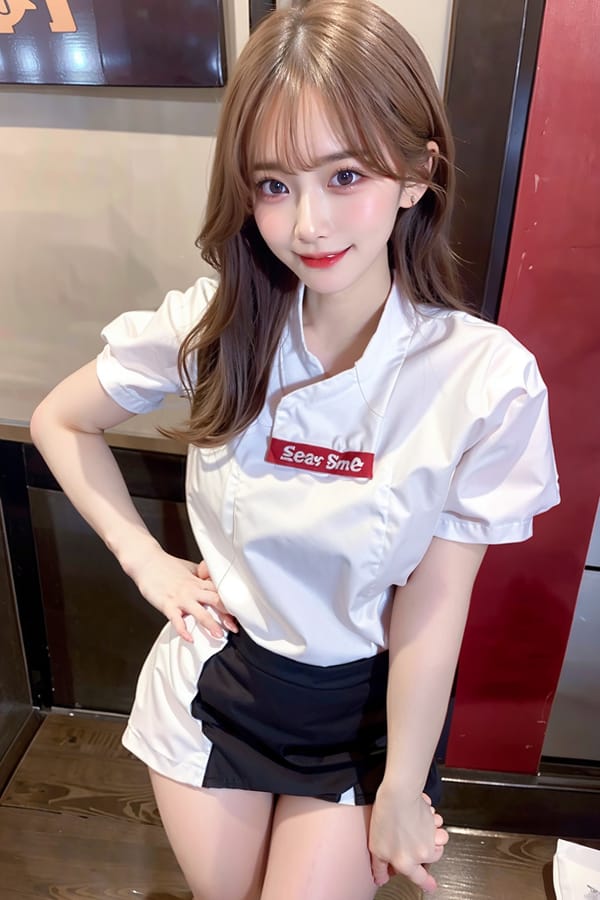 Tags: 21872187
<lora:mix4:0.42>, <lora:JapaneseDollLikeness_v15:0.77>, <lora:taiwanDollLikeness_v20:0.39>, <lora:YaeMiko_Test:0.67>, (waitress wearing uniform:0.99), restaurant, (seductive pose:1.19), extremely detailed eyes, extremely detailed face, cute, sexy lips, seductive smile, double eyelids, eyelashes, pale skin, perky breasts, RAW, best quality, hyper realistic, tall, (thigh gap:1.16), (stunningly attractive:1.10), (dramatic:0.94)
Negative prompt: black and white, ugly, (normal quality:2.24), (worst quality:2.07)
Steps: 32, Sampler: DPM++ 2M Karras, CFG scale: 6.07, Seed: 2014923034, Size: 512x768, Model hash: fc2511737a, Model: chilloutmix_NiPrunedFp32Fix, Seed resize from: -1x-1, Denoising strength: 0.4, Version: v1.2.1, Hires upscale: 3.0, Hires steps: 16, Hires upscaler: ESRGAN_4x