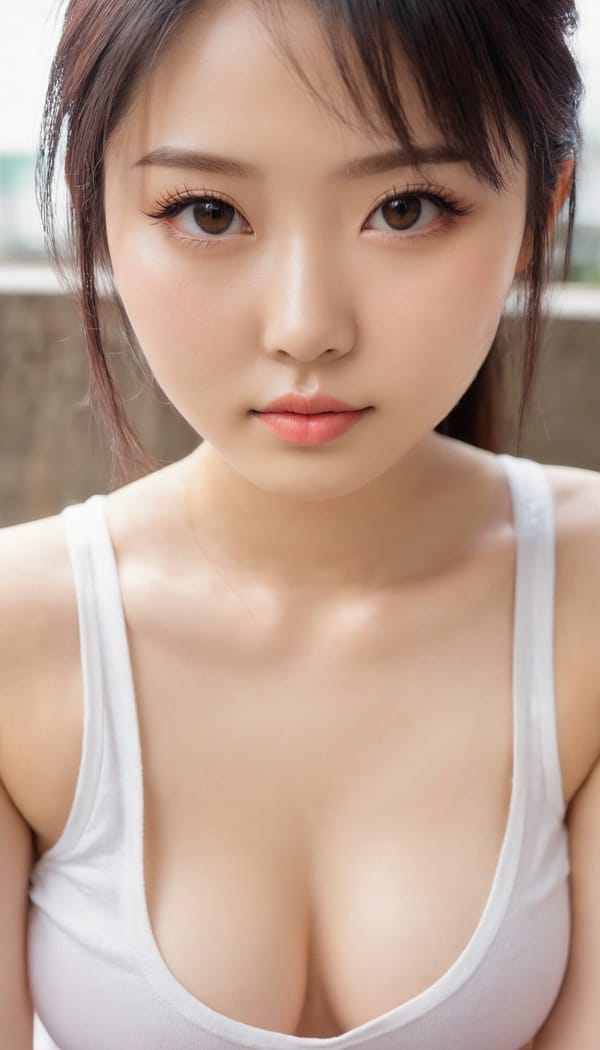 Tags: 21872187, SDXL
{"3": {"inputs": {"seed": 378331579064950, "steps": 64, "cfg": 5.41, "sampler_name": "dpmpp_2m", "scheduler": "karras", "denoise": 1.0, "model": ["27", 0], "positive": ["6", 0], "negative": ["7", 0], "latent_image": ["5", 0]}, "class_type": "KSampler"}, "4": {"inputs": {"ckpt_name": "juggernautxl.safetensors"}, "class_type": "CheckpointLoaderSimple"}, "5": {"inputs": {"width": 768, "height": 1344, "batch_size": 1}, "class_type": "EmptyLatentImage"}, "6": {"inputs": {"text": "26 year old girl, (taiwanese:1.13), (idol:1.05), (eyelashes:1.05), (detailed face:0.95), (slim:1.05), (pale skin:1.04), (sexy lips:1.01), (beautiful eyes:1.08), (cute:1.13), (seductive pose:1.12), (seductive facial expression:1.06), (double eyelids:1.02), (blush:1.06), (temptress:1.00), (in a seductive pose:1.02), (large perky breasts:1.07), (cleavage:1.03), (thigh gap:1.04), (white tanktop:1.08), busy street, (portra:1.00), (RAW:1.01), (film:1.06), (soft lighting:1.03), (textured skin:1.00), (natural looking skin:1.01), (detailed skin:1.07), (skin fuzz:1.04), (candid cinema:1.00)", "clip": ["27", 1]}, "class_type": "CLIPTextEncode"}, "7": {"inputs": {"text": "(twisted:1.13), (open mouth:1.05), (worst quality:1.14), (bad hands:1.08), (watermark:1.06), (distorted:1.09), (low resolution:1.07)", "clip": ["27", 1]}, "class_type": "CLIPTextEncode"}, "8": {"inputs": {"samples": ["3", 0], "vae": ["4", 2]}, "class_type": "VAEDecode"}, "25": {"inputs": {"lora_name": "nudify_xl.safetensors", "strength_model": 0.12, "strength_clip": 0.28, "model": ["4", 0], "clip": ["4", 1]}, "class_type": "LoraLoader"}, "26": {"inputs": {"lora_name": "shirtlift_SDXL_v2.safetensors", "strength_model": 0.02, "strength_clip": 0.05, "model": ["25", 0], "clip": ["25", 1]}, "class_type": "LoraLoader"}, "27": {"inputs": {"lora_name": "PerfectEyesXL.safetensors", "strength_model": 0.02, "strength_clip": 0.18, "model": ["26", 0], "clip": ["26", 1]}, "class_type": "LoraLoader"}, "30": {"inputs": {"model_name": "4x_NMKD-Superscale-SP_178000_G.pth"}, "class_type": "UpscaleModelLoader"}, "31": {"inputs": {"upscale_model": ["30", 0], "image": ["8", 0]}, "class_type": "ImageUpscaleWithModel"}, "32": {"inputs": {"upscale_method": "lanczos", "scale_by": 0.5, "image": ["31", 0]}, "class_type": "ImageScaleBy"}, "33": {"inputs": {"pixels": ["32", 0], "vae": ["4", 2]}, "class_type": "VAEEncode"}, "34": {"inputs": {"seed": 378331579064950, "steps": 64, "cfg": 5.41, "sampler_name": "dpmpp_2m", "scheduler": "karras", "denoise": 0.3, "model": ["27", 0], "positive": ["6", 0], "negative": ["7", 0], "latent_image": ["33", 0]}, "class_type": "KSampler"}, "36": {"inputs": {"samples": ["34", 0], "vae": ["4", 2]}, "class_type": "VAEDecode"}, "39": {"inputs": {"filename_prefix": "comfyapi-1734657192000", "images": ["36", 0]}, "class_type": "SaveImage"}}