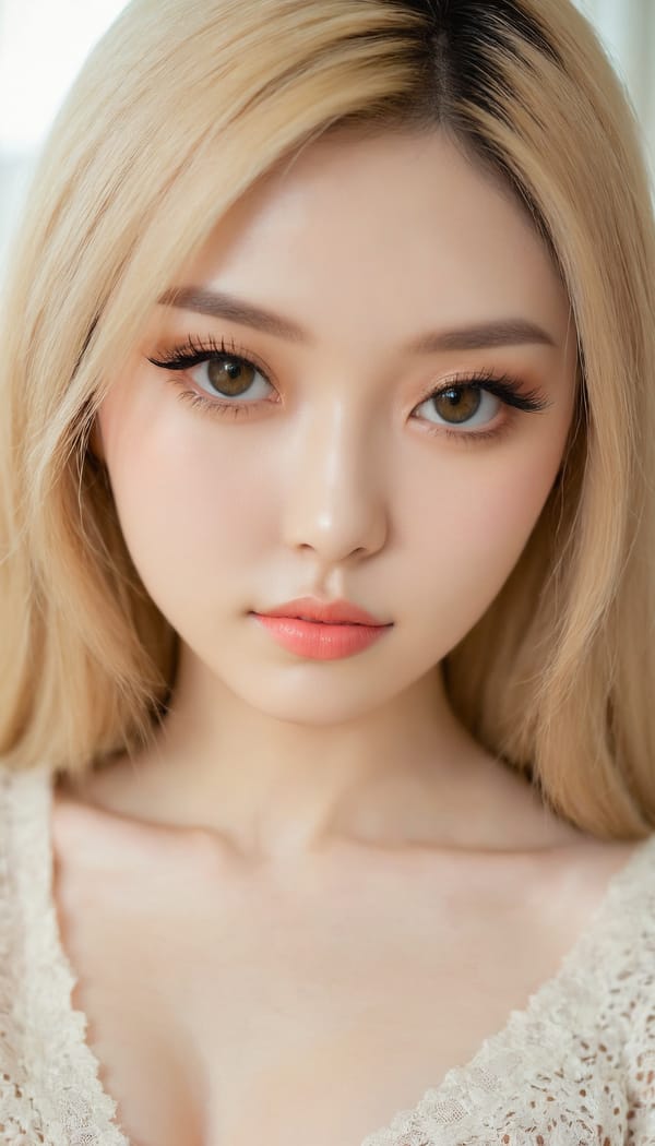 Tags: 21872187, SDXL
{"3": {"inputs": {"seed": 736535371993355, "steps": 64, "cfg": 6.29, "sampler_name": "dpmpp_2m", "scheduler": "karras", "denoise": 1.0, "model": ["27", 0], "positive": ["6", 0], "negative": ["7", 0], "latent_image": ["5", 0]}, "class_type": "KSampler"}, "4": {"inputs": {"ckpt_name": "juggernautxl.safetensors"}, "class_type": "CheckpointLoaderSimple"}, "5": {"inputs": {"width": 768, "height": 1344, "batch_size": 1}, "class_type": "EmptyLatentImage"}, "6": {"inputs": {"text": "18 year old girl, (double eyelids:0.95), (temptress:0.96), (beautiful eyes:1.01), (sexy lips:1.08), (slim:1.06), (idol:1.07), (eyelashes:1.14), (cute:1.06), (seductive facial expression:1.12), (pale skin:1.14), (detailed face:0.96), (blush:1.01), (seductive pose:1.12), (in a seductive pose:1.08), (large perky breasts:1.06), (cleavage:0.95), (thigh gap:1.06), (an office lady:0.96), (textured skin:1.04), (film:1.06), (natural looking skin:1.03), (skin fuzz:1.02), (RAW:1.01), (candid cinema:1.08), (detailed skin:1.09), (soft lighting:1.09), (portra:1.03)", "clip": ["27", 1]}, "class_type": "CLIPTextEncode"}, "7": {"inputs": {"text": "(open mouth:1.11), (watermark:1.10), (worst quality:1.10), (bad hands:1.06), (low resolution:1.13), (twisted:1.06), (distorted:1.08)", "clip": ["27", 1]}, "class_type": "CLIPTextEncode"}, "8": {"inputs": {"samples": ["3", 0], "vae": ["4", 2]}, "class_type": "VAEDecode"}, "25": {"inputs": {"lora_name": "nudify_xl.safetensors", "strength_model": 0.3, "strength_clip": 0.35, "model": ["4", 0], "clip": ["4", 1]}, "class_type": "LoraLoader"}, "26": {"inputs": {"lora_name": "shirtlift_SDXL_v2.safetensors", "strength_model": 0.04, "strength_clip": 0.15, "model": ["25", 0], "clip": ["25", 1]}, "class_type": "LoraLoader"}, "27": {"inputs": {"lora_name": "PerfectEyesXL.safetensors", "strength_model": 0.18, "strength_clip": 0.09, "model": ["26", 0], "clip": ["26", 1]}, "class_type": "LoraLoader"}, "30": {"inputs": {"model_name": "4x_NMKD-Superscale-SP_178000_G.pth"}, "class_type": "UpscaleModelLoader"}, "31": {"inputs": {"upscale_model": ["30", 0], "image": ["8", 0]}, "class_type": "ImageUpscaleWithModel"}, "32": {"inputs": {"upscale_method": "lanczos", "scale_by": 0.5, "image": ["31", 0]}, "class_type": "ImageScaleBy"}, "33": {"inputs": {"pixels": ["32", 0], "vae": ["4", 2]}, "class_type": "VAEEncode"}, "34": {"inputs": {"seed": 736535371993355, "steps": 64, "cfg": 6.29, "sampler_name": "dpmpp_2m", "scheduler": "karras", "denoise": 0.3, "model": ["27", 0], "positive": ["6", 0], "negative": ["7", 0], "latent_image": ["33", 0]}, "class_type": "KSampler"}, "36": {"inputs": {"samples": ["34", 0], "vae": ["4", 2]}, "class_type": "VAEDecode"}, "39": {"inputs": {"filename_prefix": "comfyapi-1716717982585", "images": ["36", 0]}, "class_type": "SaveImage"}}