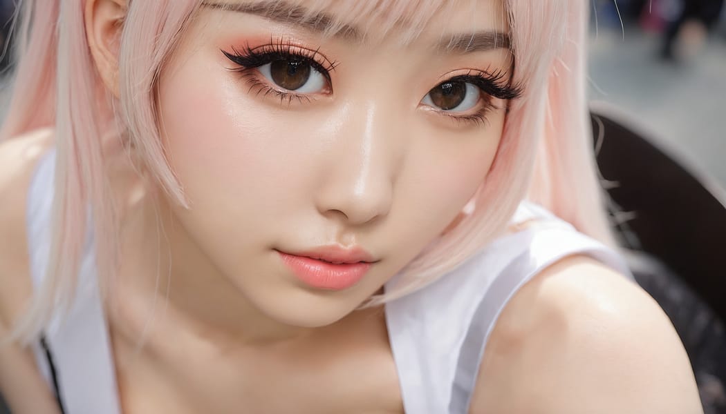 Tags: 21872187, SDXL
{"3": {"inputs": {"seed": 884382335501388, "steps": 32, "cfg": 5.42, "sampler_name": "dpmpp_2m", "scheduler": "karras", "denoise": 1.0, "model": ["27", 0], "positive": ["6", 0], "negative": ["7", 0], "latent_image": ["5", 0]}, "class_type": "KSampler"}, "4": {"inputs": {"ckpt_name": "juggernautxl.safetensors"}, "class_type": "CheckpointLoaderSimple"}, "5": {"inputs": {"width": 1344, "height": 768, "batch_size": 1}, "class_type": "EmptyLatentImage"}, "6": {"inputs": {"text": "23 year old girl, (korean:0.98), (ukrainian:1.12), (seductive facial expression:0.98), (temptress:1.08), (blush:1.06), (detailed face:1.13), (cute:0.99), (pale skin:0.97), (slim:1.10), (eyelashes:0.98), (seductive pose:1.06), (double eyelids:1.12), (idol:0.97), (sexy lips:0.95), (perky ass:1.11), (exposed ass:1.05), (looking back:1.14), (sexy ass:1.14), (thigh gap:1.07), (in a cosplay:1.06) at comiket posing for camera, (RAW:1.04), (textured skin:1.09), (natural looking skin:1.00), (detailed skin:1.07), (candid cinema:1.01), (portra:1.07), (soft lighting:1.08), (skin fuzz:1.07), (film:1.05)", "clip": ["27", 1]}, "class_type": "CLIPTextEncode"}, "7": {"inputs": {"text": "(watermark:1.13), (distorted:1.10), (worst quality:1.11), (low resolution:1.09), (twisted:1.05), (bad hands:1.09), (open mouth:1.13)", "clip": ["27", 1]}, "class_type": "CLIPTextEncode"}, "8": {"inputs": {"samples": ["3", 0], "vae": ["4", 2]}, "class_type": "VAEDecode"}, "25": {"inputs": {"lora_name": "nudify_xl.safetensors", "strength_model": 0.19, "strength_clip": 0.29, "model": ["4", 0], "clip": ["4", 1]}, "class_type": "LoraLoader"}, "26": {"inputs": {"lora_name": "shirtlift_SDXL_v2.safetensors", "strength_model": 0.02, "strength_clip": 0.05, "model": ["25", 0], "clip": ["25", 1]}, "class_type": "LoraLoader"}, "27": {"inputs": {"lora_name": "PerfectEyesXL.safetensors", "strength_model": 0.06, "strength_clip": 0.06, "model": ["26", 0], "clip": ["26", 1]}, "class_type": "LoraLoader"}, "30": {"inputs": {"model_name": "4x_NMKD-Superscale-SP_178000_G.pth"}, "class_type": "UpscaleModelLoader"}, "31": {"inputs": {"upscale_model": ["30", 0], "image": ["8", 0]}, "class_type": "ImageUpscaleWithModel"}, "32": {"inputs": {"upscale_method": "lanczos", "scale_by": 0.5, "image": ["31", 0]}, "class_type": "ImageScaleBy"}, "33": {"inputs": {"pixels": ["32", 0], "vae": ["4", 2]}, "class_type": "VAEEncode"}, "34": {"inputs": {"seed": 884382335501388, "steps": 32, "cfg": 5.42, "sampler_name": "dpmpp_2m", "scheduler": "karras", "denoise": 0.3, "model": ["27", 0], "positive": ["6", 0], "negative": ["7", 0], "latent_image": ["33", 0]}, "class_type": "KSampler"}, "36": {"inputs": {"samples": ["34", 0], "vae": ["4", 2]}, "class_type": "VAEDecode"}, "39": {"inputs": {"filename_prefix": "comfyapi-1723793265288", "images": ["36", 0]}, "class_type": "SaveImage"}}