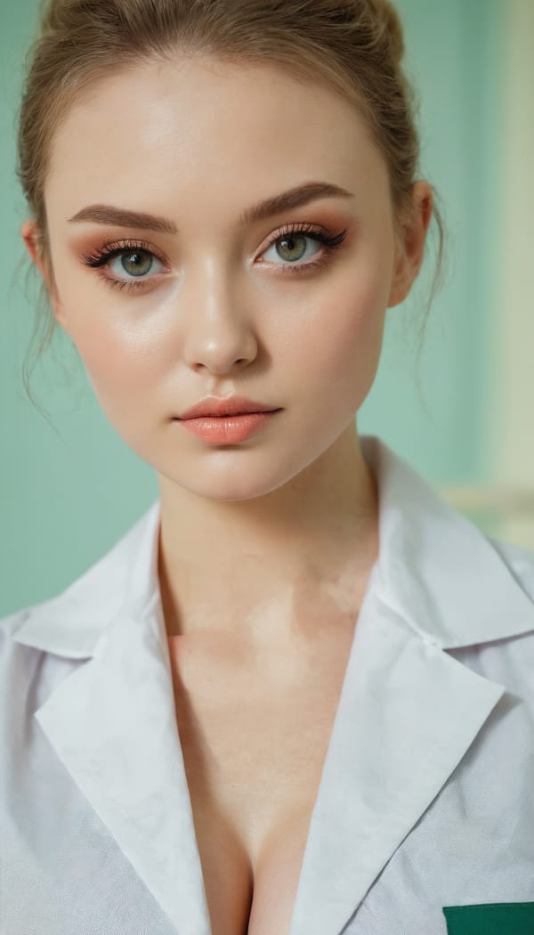 Tags: 21872187, SDXL
{"3": {"inputs": {"seed": 812287266451249, "steps": 32, "cfg": 5.78, "sampler_name": "dpmpp_2m", "scheduler": "karras", "denoise": 1.0, "model": ["27", 0], "positive": ["6", 0], "negative": ["7", 0], "latent_image": ["5", 0]}, "class_type": "KSampler"}, "4": {"inputs": {"ckpt_name": "juggernautxl.safetensors"}, "class_type": "CheckpointLoaderSimple"}, "5": {"inputs": {"width": 768, "height": 1344, "batch_size": 1}, "class_type": "EmptyLatentImage"}, "6": {"inputs": {"text": "25 year old girl, (ukrainian:1.02), (temptress:1.12), (blush:1.03), (seductive pose:1.12), (double eyelids:1.03), (detailed face:1.05), (beautiful eyes:1.11), (cute:1.07), (seductive facial expression:1.13), (slim:1.00), (pale skin:1.02), (idol:1.14), (eyelashes:1.11), (sexy lips:0.95), (in a seductive pose:1.01), (large perky breasts:1.06), (cleavage:1.12), (thigh gap:1.04), (nurse in uniform:1.07) working in a hospital ward, (film:1.07), (natural looking skin:1.06), (RAW:1.04), (candid cinema:1.07), (detailed skin:1.01), (skin fuzz:1.04), (soft lighting:1.08), (portra:1.09), (textured skin:1.02)", "clip": ["27", 1]}, "class_type": "CLIPTextEncode"}, "7": {"inputs": {"text": "(watermark:1.11), (open mouth:1.11), (low resolution:1.13), (distorted:1.09), (twisted:1.05), (bad hands:1.10), (worst quality:1.10)", "clip": ["27", 1]}, "class_type": "CLIPTextEncode"}, "8": {"inputs": {"samples": ["3", 0], "vae": ["4", 2]}, "class_type": "VAEDecode"}, "25": {"inputs": {"lora_name": "nudify_xl.safetensors", "strength_model": 0.27, "strength_clip": 0.22, "model": ["4", 0], "clip": ["4", 1]}, "class_type": "LoraLoader"}, "26": {"inputs": {"lora_name": "shirtlift_SDXL_v2.safetensors", "strength_model": 0.08, "strength_clip": 0.04, "model": ["25", 0], "clip": ["25", 1]}, "class_type": "LoraLoader"}, "27": {"inputs": {"lora_name": "PerfectEyesXL.safetensors", "strength_model": 0.16, "strength_clip": 0.11, "model": ["26", 0], "clip": ["26", 1]}, "class_type": "LoraLoader"}, "30": {"inputs": {"model_name": "4x_NMKD-Superscale-SP_178000_G.pth"}, "class_type": "UpscaleModelLoader"}, "31": {"inputs": {"upscale_model": ["30", 0], "image": ["8", 0]}, "class_type": "ImageUpscaleWithModel"}, "32": {"inputs": {"upscale_method": "lanczos", "scale_by": 0.5, "image": ["31", 0]}, "class_type": "ImageScaleBy"}, "33": {"inputs": {"pixels": ["32", 0], "vae": ["4", 2]}, "class_type": "VAEEncode"}, "34": {"inputs": {"seed": 812287266451249, "steps": 32, "cfg": 5.78, "sampler_name": "dpmpp_2m", "scheduler": "karras", "denoise": 0.3, "model": ["27", 0], "positive": ["6", 0], "negative": ["7", 0], "latent_image": ["33", 0]}, "class_type": "KSampler"}, "36": {"inputs": {"samples": ["34", 0], "vae": ["4", 2]}, "class_type": "VAEDecode"}, "39": {"inputs": {"filename_prefix": "comfyapi-1731241302281", "images": ["36", 0]}, "class_type": "SaveImage"}}