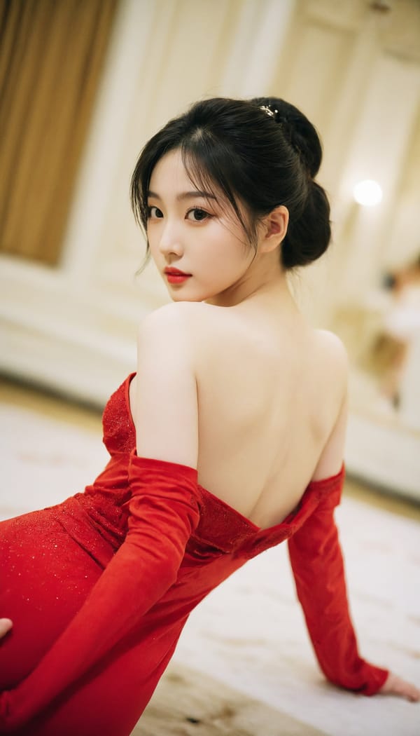 Tags: 21872187, SDXL
{"3": {"inputs": {"seed": 786442466143372, "steps": 64, "cfg": 5.28, "sampler_name": "dpmpp_2m", "scheduler": "karras", "denoise": 1.0, "model": ["27", 0], "positive": ["6", 0], "negative": ["7", 0], "latent_image": ["5", 0]}, "class_type": "KSampler"}, "4": {"inputs": {"ckpt_name": "helloworldxl.safetensors"}, "class_type": "CheckpointLoaderSimple"}, "5": {"inputs": {"width": 768, "height": 1344, "batch_size": 1}, "class_type": "EmptyLatentImage"}, "6": {"inputs": {"text": "18 year old girl, (korean:1.14), (double eyelids:1.14), (seductive facial expression:0.95), (slim:1.01), (sexy lips:1.06), (temptress:1.12), (idol:1.11), (detailed face:1.13), (seductive pose:0.98), (cute:1.03), (eyelashes:1.02), (beautiful eyes:1.01), (pale skin:1.07), (on all fours:1.05), (spreading ass cheeks:0.99), (from behind:1.01), (backboob:1.03), (wearing a low-cut red dress:1.06) at a ballroom, (film:1.04), (natural looking skin:1.06), (skin fuzz:1.08), (soft lighting:1.07), (portra:1.09), (candid cinema:1.02), (detailed skin:1.00), (RAW:1.07), (textured skin:1.09)", "clip": ["27", 1]}, "class_type": "CLIPTextEncode"}, "7": {"inputs": {"text": "(bad hands:1.10), (watermark:1.13), (distorted:1.06), (twisted:1.05), (low resolution:1.05), (worst quality:1.12), (open mouth:1.09)", "clip": ["27", 1]}, "class_type": "CLIPTextEncode"}, "8": {"inputs": {"samples": ["3", 0], "vae": ["4", 2]}, "class_type": "VAEDecode"}, "25": {"inputs": {"lora_name": "nudify_xl.safetensors", "strength_model": 0.39, "strength_clip": 0.21, "model": ["4", 0], "clip": ["4", 1]}, "class_type": "LoraLoader"}, "26": {"inputs": {"lora_name": "shirtlift_SDXL_v2.safetensors", "strength_model": 0.06, "strength_clip": 0.1, "model": ["25", 0], "clip": ["25", 1]}, "class_type": "LoraLoader"}, "27": {"inputs": {"lora_name": "PerfectEyesXL.safetensors", "strength_model": 0.1, "strength_clip": 0.16, "model": ["26", 0], "clip": ["26", 1]}, "class_type": "LoraLoader"}, "30": {"inputs": {"model_name": "4x_NMKD-Superscale-SP_178000_G.pth"}, "class_type": "UpscaleModelLoader"}, "31": {"inputs": {"upscale_model": ["30", 0], "image": ["8", 0]}, "class_type": "ImageUpscaleWithModel"}, "32": {"inputs": {"upscale_method": "lanczos", "scale_by": 0.5, "image": ["31", 0]}, "class_type": "ImageScaleBy"}, "33": {"inputs": {"pixels": ["32", 0], "vae": ["4", 2]}, "class_type": "VAEEncode"}, "34": {"inputs": {"seed": 786442466143372, "steps": 64, "cfg": 5.28, "sampler_name": "dpmpp_2m", "scheduler": "karras", "denoise": 0.3, "model": ["27", 0], "positive": ["6", 0], "negative": ["7", 0], "latent_image": ["33", 0]}, "class_type": "KSampler"}, "36": {"inputs": {"samples": ["34", 0], "vae": ["4", 2]}, "class_type": "VAEDecode"}, "39": {"inputs": {"filename_prefix": "comfyapi-1717004441509", "images": ["36", 0]}, "class_type": "SaveImage"}}