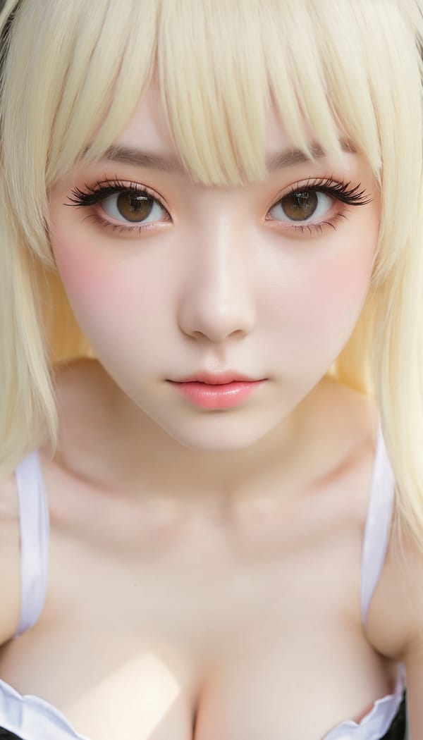 Tags: 21872187, SDXL
{"3": {"inputs": {"seed": 684326988919937, "steps": 32, "cfg": 6.5, "sampler_name": "dpmpp_2m", "scheduler": "karras", "denoise": 1.0, "model": ["27", 0], "positive": ["6", 0], "negative": ["7", 0], "latent_image": ["5", 0]}, "class_type": "KSampler"}, "4": {"inputs": {"ckpt_name": "juggernautxl.safetensors"}, "class_type": "CheckpointLoaderSimple"}, "5": {"inputs": {"width": 768, "height": 1344, "batch_size": 1}, "class_type": "EmptyLatentImage"}, "6": {"inputs": {"text": "18 year old girl, (blush:0.99), (detailed face:1.04), (idol:0.99), (sexy lips:0.96), (beautiful eyes:0.95), (eyelashes:0.98), (pale skin:0.98), (temptress:1.00), (slim:1.11), (double eyelids:1.03), (cute:1.13), (seductive pose:1.13), (in a seductive pose:1.05), (large perky breasts:0.96), (cleavage:1.04), (thigh gap:0.95), (in a cosplay:1.02) at comiket posing for camera, (portra:1.03), (RAW:1.04), (candid cinema:1.09), (skin fuzz:1.08), (detailed skin:1.04), (textured skin:1.09), (natural looking skin:1.04), (soft lighting:1.02), (film:1.07)", "clip": ["27", 1]}, "class_type": "CLIPTextEncode"}, "7": {"inputs": {"text": "(twisted:1.12), (open mouth:1.08), (worst quality:1.07), (low resolution:1.14), (watermark:1.12), (bad hands:1.14), (distorted:1.10)", "clip": ["27", 1]}, "class_type": "CLIPTextEncode"}, "8": {"inputs": {"samples": ["3", 0], "vae": ["4", 2]}, "class_type": "VAEDecode"}, "25": {"inputs": {"lora_name": "nudify_xl.safetensors", "strength_model": 0.17, "strength_clip": 0.21, "model": ["4", 0], "clip": ["4", 1]}, "class_type": "LoraLoader"}, "26": {"inputs": {"lora_name": "shirtlift_SDXL_v2.safetensors", "strength_model": 0.14, "strength_clip": 0.07, "model": ["25", 0], "clip": ["25", 1]}, "class_type": "LoraLoader"}, "27": {"inputs": {"lora_name": "PerfectEyesXL.safetensors", "strength_model": 0.02, "strength_clip": 0.02, "model": ["26", 0], "clip": ["26", 1]}, "class_type": "LoraLoader"}, "30": {"inputs": {"model_name": "4x_NMKD-Superscale-SP_178000_G.pth"}, "class_type": "UpscaleModelLoader"}, "31": {"inputs": {"upscale_model": ["30", 0], "image": ["8", 0]}, "class_type": "ImageUpscaleWithModel"}, "32": {"inputs": {"upscale_method": "lanczos", "scale_by": 0.5, "image": ["31", 0]}, "class_type": "ImageScaleBy"}, "33": {"inputs": {"pixels": ["32", 0], "vae": ["4", 2]}, "class_type": "VAEEncode"}, "34": {"inputs": {"seed": 684326988919937, "steps": 32, "cfg": 6.5, "sampler_name": "dpmpp_2m", "scheduler": "karras", "denoise": 0.3, "model": ["27", 0], "positive": ["6", 0], "negative": ["7", 0], "latent_image": ["33", 0]}, "class_type": "KSampler"}, "36": {"inputs": {"samples": ["34", 0], "vae": ["4", 2]}, "class_type": "VAEDecode"}, "39": {"inputs": {"filename_prefix": "comfyapi-1732660087799", "images": ["36", 0]}, "class_type": "SaveImage"}}