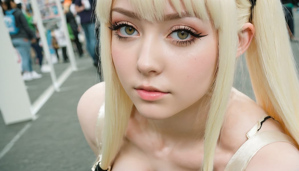 Tags: 21872187, SDXL
{"3": {"inputs": {"seed": 269744208141139, "steps": 32, "cfg": 7.2, "sampler_name": "dpmpp_2m", "scheduler": "karras", "denoise": 1.0, "model": ["27", 0], "positive": ["6", 0], "negative": ["7", 0], "latent_image": ["5", 0]}, "class_type": "KSampler"}, "4": {"inputs": {"ckpt_name": "juggernautxl.safetensors"}, "class_type": "CheckpointLoaderSimple"}, "5": {"inputs": {"width": 1344, "height": 768, "batch_size": 1}, "class_type": "EmptyLatentImage"}, "6": {"inputs": {"text": "26 year old girl, (irish:1.08), (russian:1.11), (double eyelids:1.12), (idol:1.02), (seductive pose:1.10), (pale skin:0.97), (beautiful eyes:0.95), (seductive facial expression:1.10), (blush:1.09), (temptress:0.98), (detailed face:1.14), (cute:0.97), (perky ass:0.95), (exposed ass:1.10), (looking back:1.00), (sexy ass:1.01), (thigh gap:1.13), (in a cosplay:1.09) at comiket posing for camera, (film:1.05), (candid cinema:1.06), (natural looking skin:1.04), (portra:1.05), (detailed skin:1.03), (soft lighting:1.06), (textured skin:1.06), (RAW:1.03), (skin fuzz:1.04)", "clip": ["27", 1]}, "class_type": "CLIPTextEncode"}, "7": {"inputs": {"text": "(low resolution:1.11), (watermark:1.05), (twisted:1.13), (open mouth:1.12), (bad hands:1.05), (distorted:1.10), (worst quality:1.11)", "clip": ["27", 1]}, "class_type": "CLIPTextEncode"}, "8": {"inputs": {"samples": ["3", 0], "vae": ["4", 2]}, "class_type": "VAEDecode"}, "25": {"inputs": {"lora_name": "nudify_xl.safetensors", "strength_model": 0.01, "strength_clip": 0.26, "model": ["4", 0], "clip": ["4", 1]}, "class_type": "LoraLoader"}, "26": {"inputs": {"lora_name": "shirtlift_SDXL_v2.safetensors", "strength_model": 0.09, "strength_clip": 0.14, "model": ["25", 0], "clip": ["25", 1]}, "class_type": "LoraLoader"}, "27": {"inputs": {"lora_name": "PerfectEyesXL.safetensors", "strength_model": 0.18, "strength_clip": 0.11, "model": ["26", 0], "clip": ["26", 1]}, "class_type": "LoraLoader"}, "30": {"inputs": {"model_name": "4x_NMKD-Superscale-SP_178000_G.pth"}, "class_type": "UpscaleModelLoader"}, "31": {"inputs": {"upscale_model": ["30", 0], "image": ["8", 0]}, "class_type": "ImageUpscaleWithModel"}, "32": {"inputs": {"upscale_method": "lanczos", "scale_by": 0.5, "image": ["31", 0]}, "class_type": "ImageScaleBy"}, "33": {"inputs": {"pixels": ["32", 0], "vae": ["4", 2]}, "class_type": "VAEEncode"}, "34": {"inputs": {"seed": 269744208141139, "steps": 32, "cfg": 7.2, "sampler_name": "dpmpp_2m", "scheduler": "karras", "denoise": 0.3, "model": ["27", 0], "positive": ["6", 0], "negative": ["7", 0], "latent_image": ["33", 0]}, "class_type": "KSampler"}, "36": {"inputs": {"samples": ["34", 0], "vae": ["4", 2]}, "class_type": "VAEDecode"}, "39": {"inputs": {"filename_prefix": "comfyapi-1726626487298", "images": ["36", 0]}, "class_type": "SaveImage"}}