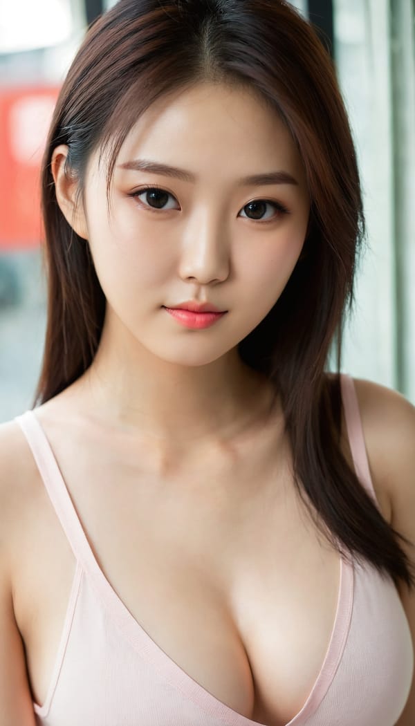 Tags: 21872187, SDXL
{"3": {"inputs": {"seed": 662467608283934, "steps": 32, "cfg": 7.41, "sampler_name": "dpmpp_2m", "scheduler": "karras", "denoise": 1.0, "model": ["27", 0], "positive": ["6", 0], "negative": ["7", 0], "latent_image": ["5", 0]}, "class_type": "KSampler"}, "4": {"inputs": {"ckpt_name": "juggernautXL_v8Rundiffusion.safetensors"}, "class_type": "CheckpointLoaderSimple"}, "5": {"inputs": {"width": 768, "height": 1344, "batch_size": 1}, "class_type": "EmptyLatentImage"}, "6": {"inputs": {"text": "19 year old girl, (korean:1.10), (chinese:1.09), (slim:0.99), (detailed face:1.10), (sexy lips:1.02), (double eyelids:1.11), (cute:1.11), (seductive pose:1.03), (pale skin:0.96), (beautiful eyes:1.05), (temptress:1.12), (seductive facial expression:0.96), (eyelashes:0.95), (blush:1.06), (in a seductive pose:1.13), (large perky breasts:0.99), (cleavage:1.05), (thigh gap:0.99), (white tanktop:1.09), busy street, (natural looking skin:1.07), (soft lighting:1.04), (portra:1.08), (film:1.08), (RAW:1.06), (skin fuzz:1.02), (detailed skin:1.02), (textured skin:1.06), (candid cinema:1.07)", "clip": ["27", 1]}, "class_type": "CLIPTextEncode"}, "7": {"inputs": {"text": "(twisted:1.12), (distorted:1.14), (open mouth:1.09), (worst quality:1.10), (watermark:1.12), (bad hands:1.14), (low resolution:1.12)", "clip": ["27", 1]}, "class_type": "CLIPTextEncode"}, "8": {"inputs": {"samples": ["3", 0], "vae": ["4", 2]}, "class_type": "VAEDecode"}, "25": {"inputs": {"lora_name": "nudify_xl.safetensors", "strength_model": 0.37, "strength_clip": 0.02, "model": ["4", 0], "clip": ["4", 1]}, "class_type": "LoraLoader"}, "26": {"inputs": {"lora_name": "shirtlift_SDXL_v2.safetensors", "strength_model": 0.02, "strength_clip": 0.04, "model": ["25", 0], "clip": ["25", 1]}, "class_type": "LoraLoader"}, "27": {"inputs": {"lora_name": "PerfectEyesXL.safetensors", "strength_model": 0.12, "strength_clip": 0.14, "model": ["26", 0], "clip": ["26", 1]}, "class_type": "LoraLoader"}, "30": {"inputs": {"model_name": "4x_NMKD-Superscale-SP_178000_G.pth"}, "class_type": "UpscaleModelLoader"}, "31": {"inputs": {"upscale_model": ["30", 0], "image": ["8", 0]}, "class_type": "ImageUpscaleWithModel"}, "32": {"inputs": {"upscale_method": "lanczos", "scale_by": 0.5, "image": ["31", 0]}, "class_type": "ImageScaleBy"}, "33": {"inputs": {"pixels": ["32", 0], "vae": ["4", 2]}, "class_type": "VAEEncode"}, "34": {"inputs": {"seed": 662467608283934, "steps": 32, "cfg": 7.41, "sampler_name": "dpmpp_2m", "scheduler": "karras", "denoise": 0.3, "model": ["27", 0], "positive": ["6", 0], "negative": ["7", 0], "latent_image": ["33", 0]}, "class_type": "KSampler"}, "36": {"inputs": {"samples": ["34", 0], "vae": ["4", 2]}, "class_type": "VAEDecode"}, "39": {"inputs": {"filename_prefix": "comfyapi-1707898874287", "images": ["36", 0]}, "class_type": "SaveImage"}}