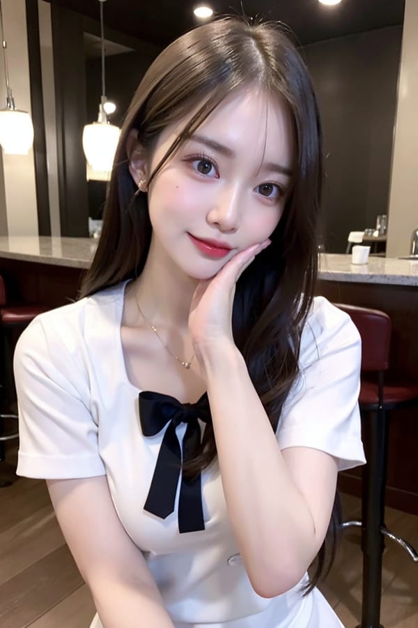 Tags: 21872187
<lora:mix4:0.50>, <lora:JapaneseDollLikeness_v15:0.57>, <lora:koreanDollLikeness:0.35>, (russian:1.04), (waitress wearing uniform:1.15), restaurant, (seductive pose:1.17), extremely detailed eyes, extremely detailed face, cute, (photorealistic:1.07), sexy lips, seductive smile, double eyelids, eyelashes, pale skin, perky breasts, full body portrait, textured skin, 4K, (long slim legs:1.02), solo, (stunningly attractive:1.17)
Negative prompt: sketches, paintings, anime, (worst quality:2.03)
Steps: 32, Sampler: DPM++ 2M Karras, CFG scale: 5.47, Seed: 2649827674, Size: 512x768, Model hash: fc2511737a, Model: chilloutmix_NiPrunedFp32Fix, Seed resize from: -1x-1, Denoising strength: 0.4, Version: v1.2.1, Hires upscale: 2.0, Hires steps: 16, Hires upscaler: ESRGAN_4x