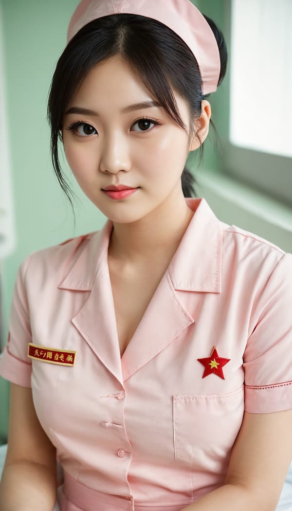 Tags: 21872187, SDXL
{"3": {"inputs": {"seed": 726192467649429, "steps": 64, "cfg": 7.03, "sampler_name": "dpmpp_2m", "scheduler": "karras", "denoise": 1.0, "model": ["27", 0], "positive": ["6", 0], "negative": ["7", 0], "latent_image": ["5", 0]}, "class_type": "KSampler"}, "4": {"inputs": {"ckpt_name": "juggernautXL_v8Rundiffusion.safetensors"}, "class_type": "CheckpointLoaderSimple"}, "5": {"inputs": {"width": 768, "height": 1344, "batch_size": 1}, "class_type": "EmptyLatentImage"}, "6": {"inputs": {"text": "27 year old girl, (chinese:1.14), (double eyelids:1.13), (detailed face:1.13), (seductive facial expression:1.01), (slim:1.09), (sexy lips:0.96), (eyelashes:1.14), (cute:0.96), (blush:0.99), (idol:0.97), (beautiful eyes:1.01), (pale skin:1.07), (temptress:0.97), (seductive pose:1.08), (in a seductive pose:0.96), (large perky breasts:0.97), (cleavage:0.95), (thigh gap:0.96), (nurse in uniform:1.05) working in a hospital ward, (soft lighting:1.09), (RAW:1.02), (candid cinema:1.02), (natural looking skin:1.01), (textured skin:1.08), (film:1.03), (portra:1.00), (detailed skin:1.07), (skin fuzz:1.04)", "clip": ["27", 1]}, "class_type": "CLIPTextEncode"}, "7": {"inputs": {"text": "(worst quality:1.14), (low resolution:1.12), (distorted:1.12), (open mouth:1.11), (bad hands:1.13), (watermark:1.09), (twisted:1.09)", "clip": ["27", 1]}, "class_type": "CLIPTextEncode"}, "8": {"inputs": {"samples": ["3", 0], "vae": ["4", 2]}, "class_type": "VAEDecode"}, "25": {"inputs": {"lora_name": "nudify_xl.safetensors", "strength_model": 0.21, "strength_clip": 0.08, "model": ["4", 0], "clip": ["4", 1]}, "class_type": "LoraLoader"}, "26": {"inputs": {"lora_name": "shirtlift_SDXL_v2.safetensors", "strength_model": 0.01, "strength_clip": 0.16, "model": ["25", 0], "clip": ["25", 1]}, "class_type": "LoraLoader"}, "27": {"inputs": {"lora_name": "PerfectEyesXL.safetensors", "strength_model": 0.06, "strength_clip": 0.02, "model": ["26", 0], "clip": ["26", 1]}, "class_type": "LoraLoader"}, "30": {"inputs": {"model_name": "4x_NMKD-Superscale-SP_178000_G.pth"}, "class_type": "UpscaleModelLoader"}, "31": {"inputs": {"upscale_model": ["30", 0], "image": ["8", 0]}, "class_type": "ImageUpscaleWithModel"}, "32": {"inputs": {"upscale_method": "lanczos", "scale_by": 0.5, "image": ["31", 0]}, "class_type": "ImageScaleBy"}, "33": {"inputs": {"pixels": ["32", 0], "vae": ["4", 2]}, "class_type": "VAEEncode"}, "34": {"inputs": {"seed": 726192467649429, "steps": 64, "cfg": 7.03, "sampler_name": "dpmpp_2m", "scheduler": "karras", "denoise": 0.3, "model": ["27", 0], "positive": ["6", 0], "negative": ["7", 0], "latent_image": ["33", 0]}, "class_type": "KSampler"}, "36": {"inputs": {"samples": ["34", 0], "vae": ["4", 2]}, "class_type": "VAEDecode"}, "39": {"inputs": {"filename_prefix": "comfyapi-1707927904280", "images": ["36", 0]}, "class_type": "SaveImage"}}