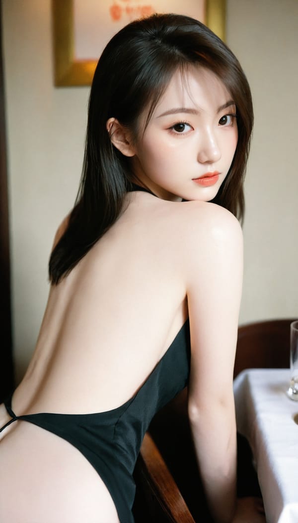 Tags: 21872187, SDXL
{"3": {"inputs": {"seed": 848379828571788, "steps": 64, "cfg": 6.65, "sampler_name": "dpmpp_2m", "scheduler": "karras", "denoise": 1.0, "model": ["27", 0], "positive": ["6", 0], "negative": ["7", 0], "latent_image": ["5", 0]}, "class_type": "KSampler"}, "4": {"inputs": {"ckpt_name": "leosamsHelloworldSDXL_helloworldSDXL32DPO.safetensors"}, "class_type": "CheckpointLoaderSimple"}, "5": {"inputs": {"width": 768, "height": 1344, "batch_size": 1}, "class_type": "EmptyLatentImage"}, "6": {"inputs": {"text": "27 year old girl, (double eyelids:1.09), (slim:0.97), (eyelashes:1.02), (blush:1.00), (idol:1.14), (temptress:1.05), (sexy lips:1.00), (cute:0.99), (beautiful eyes:0.95), (pale skin:1.05), (detailed face:1.07), (seductive facial expression:1.02), (on all fours:1.08), (spreading ass cheeks:1.05), (from behind:1.02), (backboob:0.99), (wearing a little black dress:1.05) at a fine dining restaurant, (detailed skin:1.08), (portra:1.03), (film:1.03), (skin fuzz:1.01), (RAW:1.06), (textured skin:1.06), (soft lighting:1.06), (candid cinema:1.01), (natural looking skin:1.00)", "clip": ["27", 1]}, "class_type": "CLIPTextEncode"}, "7": {"inputs": {"text": "(watermark:1.13), (open mouth:1.14), (worst quality:1.08), (bad hands:1.11), (twisted:1.07), (distorted:1.07), (low resolution:1.11)", "clip": ["27", 1]}, "class_type": "CLIPTextEncode"}, "8": {"inputs": {"samples": ["3", 0], "vae": ["4", 2]}, "class_type": "VAEDecode"}, "25": {"inputs": {"lora_name": "nudify_xl.safetensors", "strength_model": 0.03, "strength_clip": 0.39, "model": ["4", 0], "clip": ["4", 1]}, "class_type": "LoraLoader"}, "26": {"inputs": {"lora_name": "shirtlift_SDXL_v2.safetensors", "strength_model": 0.06, "strength_clip": 0.0, "model": ["25", 0], "clip": ["25", 1]}, "class_type": "LoraLoader"}, "27": {"inputs": {"lora_name": "PerfectEyesXL.safetensors", "strength_model": 0.07, "strength_clip": 0.15, "model": ["26", 0], "clip": ["26", 1]}, "class_type": "LoraLoader"}, "30": {"inputs": {"model_name": "4x_NMKD-Superscale-SP_178000_G.pth"}, "class_type": "UpscaleModelLoader"}, "31": {"inputs": {"upscale_model": ["30", 0], "image": ["8", 0]}, "class_type": "ImageUpscaleWithModel"}, "32": {"inputs": {"upscale_method": "lanczos", "scale_by": 0.5, "image": ["31", 0]}, "class_type": "ImageScaleBy"}, "33": {"inputs": {"pixels": ["32", 0], "vae": ["4", 2]}, "class_type": "VAEEncode"}, "34": {"inputs": {"seed": 848379828571788, "steps": 64, "cfg": 6.65, "sampler_name": "dpmpp_2m", "scheduler": "karras", "denoise": 0.3, "model": ["27", 0], "positive": ["6", 0], "negative": ["7", 0], "latent_image": ["33", 0]}, "class_type": "KSampler"}, "36": {"inputs": {"samples": ["34", 0], "vae": ["4", 2]}, "class_type": "VAEDecode"}, "39": {"inputs": {"filename_prefix": "comfyapi-1707770230745", "images": ["36", 0]}, "class_type": "SaveImage"}}