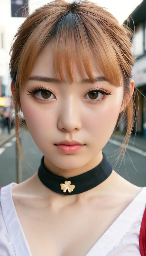 Tags: 21872187, SDXL
{"3": {"inputs": {"seed": 246973196340892, "steps": 64, "cfg": 7.92, "sampler_name": "dpmpp_2m", "scheduler": "karras", "denoise": 1.0, "model": ["27", 0], "positive": ["6", 0], "negative": ["7", 0], "latent_image": ["5", 0]}, "class_type": "KSampler"}, "4": {"inputs": {"ckpt_name": "juggernautxl.safetensors"}, "class_type": "CheckpointLoaderSimple"}, "5": {"inputs": {"width": 768, "height": 1344, "batch_size": 1}, "class_type": "EmptyLatentImage"}, "6": {"inputs": {"text": "26 year old girl, (irish:1.12), (japanese:1.11), (blush:1.03), (seductive facial expression:1.04), (eyelashes:1.05), (pale skin:1.03), (sexy lips:1.08), (idol:0.97), (seductive pose:1.05), (slim:1.11), (cute:1.09), (detailed face:0.99), (double eyelids:1.03), (temptress:0.98), (in a seductive pose:1.11), (large perky breasts:1.05), (cleavage:1.05), (thigh gap:0.97), (school uniform:0.95), choker, busy street, (film:1.02), (portra:1.05), (natural looking skin:1.08), (soft lighting:1.00), (detailed skin:1.09), (RAW:1.06), (skin fuzz:1.06), (candid cinema:1.09), (textured skin:1.05)", "clip": ["27", 1]}, "class_type": "CLIPTextEncode"}, "7": {"inputs": {"text": "(distorted:1.10), (worst quality:1.14), (watermark:1.13), (bad hands:1.12), (open mouth:1.07), (twisted:1.08), (low resolution:1.06)", "clip": ["27", 1]}, "class_type": "CLIPTextEncode"}, "8": {"inputs": {"samples": ["3", 0], "vae": ["4", 2]}, "class_type": "VAEDecode"}, "25": {"inputs": {"lora_name": "nudify_xl.safetensors", "strength_model": 0.35, "strength_clip": 0.0, "model": ["4", 0], "clip": ["4", 1]}, "class_type": "LoraLoader"}, "26": {"inputs": {"lora_name": "shirtlift_SDXL_v2.safetensors", "strength_model": 0.12, "strength_clip": 0.18, "model": ["25", 0], "clip": ["25", 1]}, "class_type": "LoraLoader"}, "27": {"inputs": {"lora_name": "PerfectEyesXL.safetensors", "strength_model": 0.0, "strength_clip": 0.01, "model": ["26", 0], "clip": ["26", 1]}, "class_type": "LoraLoader"}, "30": {"inputs": {"model_name": "4x_NMKD-Superscale-SP_178000_G.pth"}, "class_type": "UpscaleModelLoader"}, "31": {"inputs": {"upscale_model": ["30", 0], "image": ["8", 0]}, "class_type": "ImageUpscaleWithModel"}, "32": {"inputs": {"upscale_method": "lanczos", "scale_by": 0.5, "image": ["31", 0]}, "class_type": "ImageScaleBy"}, "33": {"inputs": {"pixels": ["32", 0], "vae": ["4", 2]}, "class_type": "VAEEncode"}, "34": {"inputs": {"seed": 246973196340892, "steps": 64, "cfg": 7.92, "sampler_name": "dpmpp_2m", "scheduler": "karras", "denoise": 0.3, "model": ["27", 0], "positive": ["6", 0], "negative": ["7", 0], "latent_image": ["33", 0]}, "class_type": "KSampler"}, "36": {"inputs": {"samples": ["34", 0], "vae": ["4", 2]}, "class_type": "VAEDecode"}, "39": {"inputs": {"filename_prefix": "comfyapi-1732364289962", "images": ["36", 0]}, "class_type": "SaveImage"}}