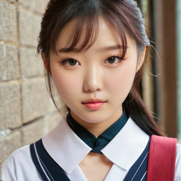 Tags: 21872187, SDXL
{"3": {"inputs": {"seed": 689004665653469, "steps": 64, "cfg": 6.61, "sampler_name": "dpmpp_2m", "scheduler": "karras", "denoise": 1.0, "model": ["27", 0], "positive": ["6", 0], "negative": ["7", 0], "latent_image": ["5", 0]}, "class_type": "KSampler"}, "4": {"inputs": {"ckpt_name": "juggernautxl.safetensors"}, "class_type": "CheckpointLoaderSimple"}, "5": {"inputs": {"width": 1024, "height": 1024, "batch_size": 1}, "class_type": "EmptyLatentImage"}, "6": {"inputs": {"text": "20 year old girl, (korean:0.95), (detailed face:1.03), (double eyelids:1.11), (idol:1.07), (seductive facial expression:1.08), (sexy lips:1.11), (beautiful eyes:1.06), (temptress:1.12), (cute:1.13), (eyelashes:1.00), (blush:1.09), (seductive pose:1.08), (in a seductive pose:0.97), (large perky breasts:0.95), (cleavage:1.11), (thigh gap:1.01), (school uniform:1.11), choker, busy street, (candid cinema:1.06), (portra:1.07), (soft lighting:1.04), (textured skin:1.04), (RAW:1.04), (film:1.04), (skin fuzz:1.01), (natural looking skin:1.06), (detailed skin:1.09)", "clip": ["27", 1]}, "class_type": "CLIPTextEncode"}, "7": {"inputs": {"text": "(distorted:1.09), (bad hands:1.11), (low resolution:1.12), (twisted:1.06), (open mouth:1.13), (watermark:1.14), (worst quality:1.11)", "clip": ["27", 1]}, "class_type": "CLIPTextEncode"}, "8": {"inputs": {"samples": ["3", 0], "vae": ["4", 2]}, "class_type": "VAEDecode"}, "25": {"inputs": {"lora_name": "nudify_xl.safetensors", "strength_model": 0.33, "strength_clip": 0.29, "model": ["4", 0], "clip": ["4", 1]}, "class_type": "LoraLoader"}, "26": {"inputs": {"lora_name": "shirtlift_SDXL_v2.safetensors", "strength_model": 0.14, "strength_clip": 0.01, "model": ["25", 0], "clip": ["25", 1]}, "class_type": "LoraLoader"}, "27": {"inputs": {"lora_name": "PerfectEyesXL.safetensors", "strength_model": 0.13, "strength_clip": 0.06, "model": ["26", 0], "clip": ["26", 1]}, "class_type": "LoraLoader"}, "30": {"inputs": {"model_name": "4x_NMKD-Superscale-SP_178000_G.pth"}, "class_type": "UpscaleModelLoader"}, "31": {"inputs": {"upscale_model": ["30", 0], "image": ["8", 0]}, "class_type": "ImageUpscaleWithModel"}, "32": {"inputs": {"upscale_method": "lanczos", "scale_by": 0.5, "image": ["31", 0]}, "class_type": "ImageScaleBy"}, "33": {"inputs": {"pixels": ["32", 0], "vae": ["4", 2]}, "class_type": "VAEEncode"}, "34": {"inputs": {"seed": 689004665653469, "steps": 64, "cfg": 6.61, "sampler_name": "dpmpp_2m", "scheduler": "karras", "denoise": 0.3, "model": ["27", 0], "positive": ["6", 0], "negative": ["7", 0], "latent_image": ["33", 0]}, "class_type": "KSampler"}, "36": {"inputs": {"samples": ["34", 0], "vae": ["4", 2]}, "class_type": "VAEDecode"}, "39": {"inputs": {"filename_prefix": "comfyapi-1718494129891", "images": ["36", 0]}, "class_type": "SaveImage"}}