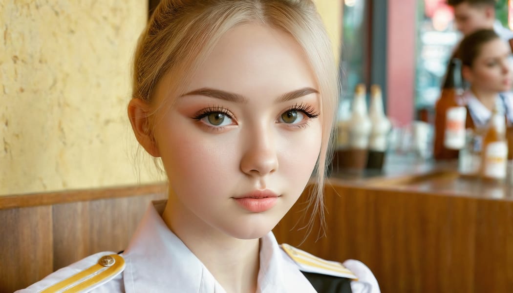 Tags: 21872187, SDXL
{"3": {"inputs": {"seed": 891111376747561, "steps": 32, "cfg": 7.21, "sampler_name": "dpmpp_2m", "scheduler": "karras", "denoise": 1.0, "model": ["27", 0], "positive": ["6", 0], "negative": ["7", 0], "latent_image": ["5", 0]}, "class_type": "KSampler"}, "4": {"inputs": {"ckpt_name": "juggernautxl.safetensors"}, "class_type": "CheckpointLoaderSimple"}, "5": {"inputs": {"width": 1344, "height": 768, "batch_size": 1}, "class_type": "EmptyLatentImage"}, "6": {"inputs": {"text": "18 year old girl, (ukrainian:1.08), (double eyelids:1.02), (sexy lips:1.02), (seductive facial expression:0.98), (beautiful eyes:1.03), (seductive pose:1.00), (slim:1.13), (pale skin:1.09), (detailed face:1.09), (idol:1.14), (temptress:1.02), (eyelashes:1.12), (blush:1.09), (in a seductive pose:0.97), (large perky breasts:1.06), (cleavage:1.01), (thigh gap:1.11), (a waitress in uniform:1.04) working at a restaurant, (film:1.09), (RAW:1.05), (candid cinema:1.07), (skin fuzz:1.08), (soft lighting:1.02), (detailed skin:1.09), (textured skin:1.05), (portra:1.05), (natural looking skin:1.09)", "clip": ["27", 1]}, "class_type": "CLIPTextEncode"}, "7": {"inputs": {"text": "(worst quality:1.08), (twisted:1.14), (distorted:1.10), (low resolution:1.06), (watermark:1.10), (bad hands:1.11), (open mouth:1.13)", "clip": ["27", 1]}, "class_type": "CLIPTextEncode"}, "8": {"inputs": {"samples": ["3", 0], "vae": ["4", 2]}, "class_type": "VAEDecode"}, "25": {"inputs": {"lora_name": "nudify_xl.safetensors", "strength_model": 0.38, "strength_clip": 0.25, "model": ["4", 0], "clip": ["4", 1]}, "class_type": "LoraLoader"}, "26": {"inputs": {"lora_name": "shirtlift_SDXL_v2.safetensors", "strength_model": 0.18, "strength_clip": 0.04, "model": ["25", 0], "clip": ["25", 1]}, "class_type": "LoraLoader"}, "27": {"inputs": {"lora_name": "PerfectEyesXL.safetensors", "strength_model": 0.02, "strength_clip": 0.16, "model": ["26", 0], "clip": ["26", 1]}, "class_type": "LoraLoader"}, "30": {"inputs": {"model_name": "4x_NMKD-Superscale-SP_178000_G.pth"}, "class_type": "UpscaleModelLoader"}, "31": {"inputs": {"upscale_model": ["30", 0], "image": ["8", 0]}, "class_type": "ImageUpscaleWithModel"}, "32": {"inputs": {"upscale_method": "lanczos", "scale_by": 0.5, "image": ["31", 0]}, "class_type": "ImageScaleBy"}, "33": {"inputs": {"pixels": ["32", 0], "vae": ["4", 2]}, "class_type": "VAEEncode"}, "34": {"inputs": {"seed": 891111376747561, "steps": 32, "cfg": 7.21, "sampler_name": "dpmpp_2m", "scheduler": "karras", "denoise": 0.3, "model": ["27", 0], "positive": ["6", 0], "negative": ["7", 0], "latent_image": ["33", 0]}, "class_type": "KSampler"}, "36": {"inputs": {"samples": ["34", 0], "vae": ["4", 2]}, "class_type": "VAEDecode"}, "39": {"inputs": {"filename_prefix": "comfyapi-1731841389463", "images": ["36", 0]}, "class_type": "SaveImage"}}