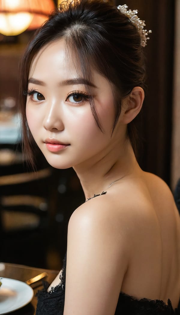 Tags: 21872187, SDXL
{"3": {"inputs": {"seed": 917758327853542, "steps": 64, "cfg": 6.01, "sampler_name": "dpmpp_2m", "scheduler": "karras", "denoise": 1.0, "model": ["27", 0], "positive": ["6", 0], "negative": ["7", 0], "latent_image": ["5", 0]}, "class_type": "KSampler"}, "4": {"inputs": {"ckpt_name": "juggernautxl.safetensors"}, "class_type": "CheckpointLoaderSimple"}, "5": {"inputs": {"width": 768, "height": 1344, "batch_size": 1}, "class_type": "EmptyLatentImage"}, "6": {"inputs": {"text": "20 year old girl, (russian:0.97), (taiwanese:1.04), (korean:1.04), (detailed face:1.03), (eyelashes:1.14), (blush:0.96), (seductive pose:0.96), (slim:0.98), (cute:1.06), (beautiful eyes:1.02), (sexy lips:0.99), (temptress:1.09), (double eyelids:1.00), (on all fours:1.00), (spreading ass cheeks:1.14), (from behind:0.96), (backboob:1.00), (wearing a little black dress:0.96) at a fine dining restaurant, (soft lighting:1.08), (RAW:1.02), (textured skin:1.08), (candid cinema:1.06), (film:1.07), (skin fuzz:1.09), (detailed skin:1.08), (portra:1.04), (natural looking skin:1.04)", "clip": ["27", 1]}, "class_type": "CLIPTextEncode"}, "7": {"inputs": {"text": "(worst quality:1.13), (bad hands:1.12), (low resolution:1.13), (twisted:1.13), (open mouth:1.12), (distorted:1.09), (watermark:1.08)", "clip": ["27", 1]}, "class_type": "CLIPTextEncode"}, "8": {"inputs": {"samples": ["3", 0], "vae": ["4", 2]}, "class_type": "VAEDecode"}, "25": {"inputs": {"lora_name": "nudify_xl.safetensors", "strength_model": 0.18, "strength_clip": 0.27, "model": ["4", 0], "clip": ["4", 1]}, "class_type": "LoraLoader"}, "26": {"inputs": {"lora_name": "shirtlift_SDXL_v2.safetensors", "strength_model": 0.0, "strength_clip": 0.16, "model": ["25", 0], "clip": ["25", 1]}, "class_type": "LoraLoader"}, "27": {"inputs": {"lora_name": "PerfectEyesXL.safetensors", "strength_model": 0.12, "strength_clip": 0.07, "model": ["26", 0], "clip": ["26", 1]}, "class_type": "LoraLoader"}, "30": {"inputs": {"model_name": "4x_NMKD-Superscale-SP_178000_G.pth"}, "class_type": "UpscaleModelLoader"}, "31": {"inputs": {"upscale_model": ["30", 0], "image": ["8", 0]}, "class_type": "ImageUpscaleWithModel"}, "32": {"inputs": {"upscale_method": "lanczos", "scale_by": 0.5, "image": ["31", 0]}, "class_type": "ImageScaleBy"}, "33": {"inputs": {"pixels": ["32", 0], "vae": ["4", 2]}, "class_type": "VAEEncode"}, "34": {"inputs": {"seed": 917758327853542, "steps": 64, "cfg": 6.01, "sampler_name": "dpmpp_2m", "scheduler": "karras", "denoise": 0.3, "model": ["27", 0], "positive": ["6", 0], "negative": ["7", 0], "latent_image": ["33", 0]}, "class_type": "KSampler"}, "36": {"inputs": {"samples": ["34", 0], "vae": ["4", 2]}, "class_type": "VAEDecode"}, "39": {"inputs": {"filename_prefix": "comfyapi-1735723187566", "images": ["36", 0]}, "class_type": "SaveImage"}}