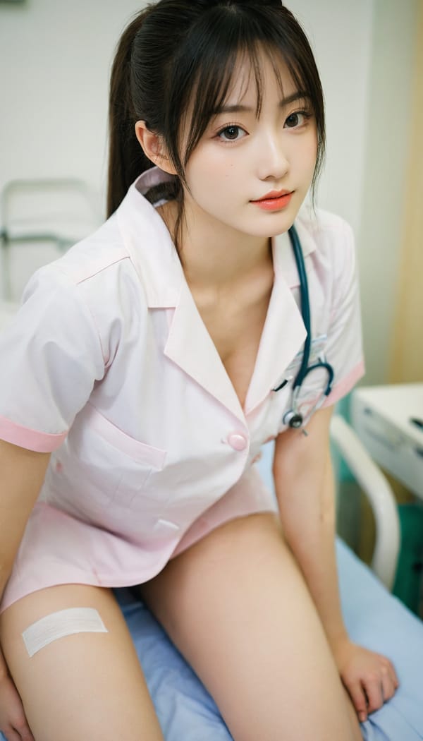 Tags: 21872187, SDXL
{"3": {"inputs": {"seed": 112982132378206, "steps": 64, "cfg": 5.13, "sampler_name": "dpmpp_2m", "scheduler": "karras", "denoise": 1.0, "model": ["27", 0], "positive": ["6", 0], "negative": ["7", 0], "latent_image": ["5", 0]}, "class_type": "KSampler"}, "4": {"inputs": {"ckpt_name": "helloworldxl.safetensors"}, "class_type": "CheckpointLoaderSimple"}, "5": {"inputs": {"width": 768, "height": 1344, "batch_size": 1}, "class_type": "EmptyLatentImage"}, "6": {"inputs": {"text": "21 year old girl, (japanese:1.11), (irish:1.08), (sexy lips:1.11), (blush:1.05), (beautiful eyes:0.95), (detailed face:1.14), (cute:1.14), (pale skin:1.07), (eyelashes:1.00), (idol:1.07), (seductive pose:0.96), (seductive facial expression:1.10), (slim:1.04), (double eyelids:0.95), (perky ass:1.08), (exposed ass:1.09), (looking back:1.08), (sexy ass:1.04), (thigh gap:1.01), (nurse in uniform:1.06) working in a hospital ward, (detailed skin:1.07), (candid cinema:1.05), (soft lighting:1.07), (skin fuzz:1.05), (portra:1.05), (textured skin:1.09), (RAW:1.05), (natural looking skin:1.09), (film:1.01)", "clip": ["27", 1]}, "class_type": "CLIPTextEncode"}, "7": {"inputs": {"text": "(open mouth:1.10), (low resolution:1.14), (worst quality:1.12), (twisted:1.06), (distorted:1.12), (watermark:1.09), (bad hands:1.09)", "clip": ["27", 1]}, "class_type": "CLIPTextEncode"}, "8": {"inputs": {"samples": ["3", 0], "vae": ["4", 2]}, "class_type": "VAEDecode"}, "25": {"inputs": {"lora_name": "nudify_xl.safetensors", "strength_model": 0.15, "strength_clip": 0.2, "model": ["4", 0], "clip": ["4", 1]}, "class_type": "LoraLoader"}, "26": {"inputs": {"lora_name": "shirtlift_SDXL_v2.safetensors", "strength_model": 0.0, "strength_clip": 0.08, "model": ["25", 0], "clip": ["25", 1]}, "class_type": "LoraLoader"}, "27": {"inputs": {"lora_name": "PerfectEyesXL.safetensors", "strength_model": 0.0, "strength_clip": 0.03, "model": ["26", 0], "clip": ["26", 1]}, "class_type": "LoraLoader"}, "30": {"inputs": {"model_name": "4x_NMKD-Superscale-SP_178000_G.pth"}, "class_type": "UpscaleModelLoader"}, "31": {"inputs": {"upscale_model": ["30", 0], "image": ["8", 0]}, "class_type": "ImageUpscaleWithModel"}, "32": {"inputs": {"upscale_method": "lanczos", "scale_by": 0.5, "image": ["31", 0]}, "class_type": "ImageScaleBy"}, "33": {"inputs": {"pixels": ["32", 0], "vae": ["4", 2]}, "class_type": "VAEEncode"}, "34": {"inputs": {"seed": 112982132378206, "steps": 64, "cfg": 5.13, "sampler_name": "dpmpp_2m", "scheduler": "karras", "denoise": 0.3, "model": ["27", 0], "positive": ["6", 0], "negative": ["7", 0], "latent_image": ["33", 0]}, "class_type": "KSampler"}, "36": {"inputs": {"samples": ["34", 0], "vae": ["4", 2]}, "class_type": "VAEDecode"}, "39": {"inputs": {"filename_prefix": "comfyapi-1717177560451", "images": ["36", 0]}, "class_type": "SaveImage"}}