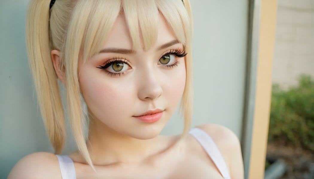 Tags: 21872187, SDXL
{"3": {"inputs": {"seed": 973145566381817, "steps": 32, "cfg": 6.9, "sampler_name": "dpmpp_2m", "scheduler": "karras", "denoise": 1.0, "model": ["27", 0], "positive": ["6", 0], "negative": ["7", 0], "latent_image": ["5", 0]}, "class_type": "KSampler"}, "4": {"inputs": {"ckpt_name": "juggernautxl.safetensors"}, "class_type": "CheckpointLoaderSimple"}, "5": {"inputs": {"width": 1344, "height": 768, "batch_size": 1}, "class_type": "EmptyLatentImage"}, "6": {"inputs": {"text": "20 year old girl, (ukrainian:0.95), (cute:1.13), (double eyelids:1.08), (slim:1.07), (eyelashes:0.99), (beautiful eyes:0.95), (pale skin:1.01), (seductive pose:1.02), (sexy lips:1.01), (blush:1.14), (seductive facial expression:1.11), (temptress:0.99), (detailed face:1.13), (in a seductive pose:0.97), (large perky breasts:1.00), (cleavage:0.98), (thigh gap:0.97), (in a cosplay:1.00) at comiket posing for camera, (natural looking skin:1.08), (detailed skin:1.02), (candid cinema:1.06), (textured skin:1.00), (RAW:1.00), (soft lighting:1.02), (portra:1.02), (skin fuzz:1.02), (film:1.01)", "clip": ["27", 1]}, "class_type": "CLIPTextEncode"}, "7": {"inputs": {"text": "(bad hands:1.14), (worst quality:1.06), (low resolution:1.10), (watermark:1.05), (distorted:1.12), (open mouth:1.12), (twisted:1.12)", "clip": ["27", 1]}, "class_type": "CLIPTextEncode"}, "8": {"inputs": {"samples": ["3", 0], "vae": ["4", 2]}, "class_type": "VAEDecode"}, "25": {"inputs": {"lora_name": "nudify_xl.safetensors", "strength_model": 0.39, "strength_clip": 0.2, "model": ["4", 0], "clip": ["4", 1]}, "class_type": "LoraLoader"}, "26": {"inputs": {"lora_name": "shirtlift_SDXL_v2.safetensors", "strength_model": 0.07, "strength_clip": 0.01, "model": ["25", 0], "clip": ["25", 1]}, "class_type": "LoraLoader"}, "27": {"inputs": {"lora_name": "PerfectEyesXL.safetensors", "strength_model": 0.02, "strength_clip": 0.07, "model": ["26", 0], "clip": ["26", 1]}, "class_type": "LoraLoader"}, "30": {"inputs": {"model_name": "4x_NMKD-Superscale-SP_178000_G.pth"}, "class_type": "UpscaleModelLoader"}, "31": {"inputs": {"upscale_model": ["30", 0], "image": ["8", 0]}, "class_type": "ImageUpscaleWithModel"}, "32": {"inputs": {"upscale_method": "lanczos", "scale_by": 0.5, "image": ["31", 0]}, "class_type": "ImageScaleBy"}, "33": {"inputs": {"pixels": ["32", 0], "vae": ["4", 2]}, "class_type": "VAEEncode"}, "34": {"inputs": {"seed": 973145566381817, "steps": 32, "cfg": 6.9, "sampler_name": "dpmpp_2m", "scheduler": "karras", "denoise": 0.3, "model": ["27", 0], "positive": ["6", 0], "negative": ["7", 0], "latent_image": ["33", 0]}, "class_type": "KSampler"}, "36": {"inputs": {"samples": ["34", 0], "vae": ["4", 2]}, "class_type": "VAEDecode"}, "39": {"inputs": {"filename_prefix": "comfyapi-1733861716557", "images": ["36", 0]}, "class_type": "SaveImage"}}