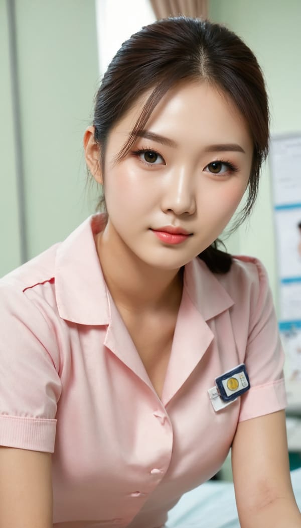 Tags: 21872187, SDXL
{"3": {"inputs": {"seed": 345318825131625, "steps": 32, "cfg": 6.66, "sampler_name": "dpmpp_2m", "scheduler": "karras", "denoise": 1.0, "model": ["27", 0], "positive": ["6", 0], "negative": ["7", 0], "latent_image": ["5", 0]}, "class_type": "KSampler"}, "4": {"inputs": {"ckpt_name": "juggernautXL_v8Rundiffusion.safetensors"}, "class_type": "CheckpointLoaderSimple"}, "5": {"inputs": {"width": 768, "height": 1344, "batch_size": 1}, "class_type": "EmptyLatentImage"}, "6": {"inputs": {"text": "24 year old girl, (korean:0.96), (chinese:1.12), (ukrainian:1.10), (double eyelids:1.13), (blush:1.00), (eyelashes:0.99), (beautiful eyes:0.99), (temptress:1.07), (slim:1.04), (detailed face:1.05), (seductive pose:1.07), (seductive facial expression:1.13), (sexy lips:1.14), (cute:1.02), (on all fours:0.99), (spreading ass cheeks:1.14), (from behind:1.13), (backboob:0.95), (nurse in uniform:1.03) working in a hospital ward, (portra:1.07), (RAW:1.02), (detailed skin:1.00), (film:1.08), (soft lighting:1.04), (natural looking skin:1.01), (skin fuzz:1.06), (textured skin:1.02), (candid cinema:1.09)", "clip": ["27", 1]}, "class_type": "CLIPTextEncode"}, "7": {"inputs": {"text": "(open mouth:1.07), (watermark:1.08), (worst quality:1.10), (low resolution:1.10), (bad hands:1.13), (twisted:1.05), (distorted:1.09)", "clip": ["27", 1]}, "class_type": "CLIPTextEncode"}, "8": {"inputs": {"samples": ["3", 0], "vae": ["4", 2]}, "class_type": "VAEDecode"}, "25": {"inputs": {"lora_name": "nudify_xl.safetensors", "strength_model": 0.35, "strength_clip": 0.05, "model": ["4", 0], "clip": ["4", 1]}, "class_type": "LoraLoader"}, "26": {"inputs": {"lora_name": "shirtlift_SDXL_v2.safetensors", "strength_model": 0.03, "strength_clip": 0.17, "model": ["25", 0], "clip": ["25", 1]}, "class_type": "LoraLoader"}, "27": {"inputs": {"lora_name": "PerfectEyesXL.safetensors", "strength_model": 0.05, "strength_clip": 0.14, "model": ["26", 0], "clip": ["26", 1]}, "class_type": "LoraLoader"}, "30": {"inputs": {"model_name": "4x_NMKD-Superscale-SP_178000_G.pth"}, "class_type": "UpscaleModelLoader"}, "31": {"inputs": {"upscale_model": ["30", 0], "image": ["8", 0]}, "class_type": "ImageUpscaleWithModel"}, "32": {"inputs": {"upscale_method": "lanczos", "scale_by": 0.5, "image": ["31", 0]}, "class_type": "ImageScaleBy"}, "33": {"inputs": {"pixels": ["32", 0], "vae": ["4", 2]}, "class_type": "VAEEncode"}, "34": {"inputs": {"seed": 345318825131625, "steps": 32, "cfg": 6.66, "sampler_name": "dpmpp_2m", "scheduler": "karras", "denoise": 0.3, "model": ["27", 0], "positive": ["6", 0], "negative": ["7", 0], "latent_image": ["33", 0]}, "class_type": "KSampler"}, "36": {"inputs": {"samples": ["34", 0], "vae": ["4", 2]}, "class_type": "VAEDecode"}, "39": {"inputs": {"filename_prefix": "comfyapi-1708167618614", "images": ["36", 0]}, "class_type": "SaveImage"}}