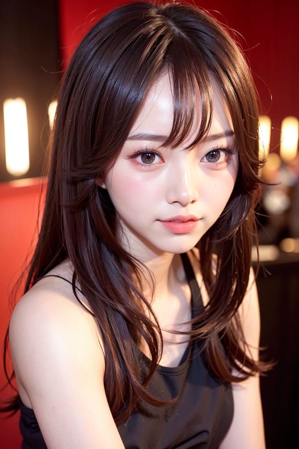 Tags: 21872187
asian, (clubbing:1.06), party, club, <lora:skirtlift-v4:0.93 <lora:Addams:0.29>, extremely detailed eyes, cute, (photorealistic:1.09), sexy lips, seductive smile, double eyelids, eyelashes, pale skin, perky breasts, textured skin, 4K, sharp, (stunningly attractive:1.05)
Negative prompt: sketches, anime, (worst quality:2.16)
Steps: 64, Sampler: DPM++ 2M Karras, CFG scale: 6.66, Seed: 3600008770, Size: 512x768, Model hash: fc2511737a, Model: chilloutmix_NiPrunedFp32Fix, Seed resize from: -1x-1, Denoising strength: 0.4, Version: v1.2.1, Hires upscale: 2.0, Hires steps: 32, Hires upscaler: ESRGAN_4x