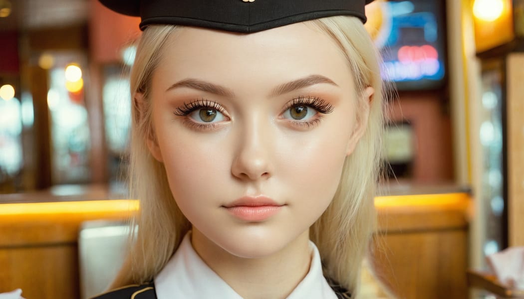 Tags: 21872187, SDXL
{"3": {"inputs": {"seed": 198382074577501, "steps": 32, "cfg": 7.31, "sampler_name": "dpmpp_2m", "scheduler": "karras", "denoise": 1.0, "model": ["27", 0], "positive": ["6", 0], "negative": ["7", 0], "latent_image": ["5", 0]}, "class_type": "KSampler"}, "4": {"inputs": {"ckpt_name": "juggernautxl.safetensors"}, "class_type": "CheckpointLoaderSimple"}, "5": {"inputs": {"width": 1344, "height": 768, "batch_size": 1}, "class_type": "EmptyLatentImage"}, "6": {"inputs": {"text": "26 year old girl, (russian:1.09), (eyelashes:1.10), (sexy lips:1.09), (detailed face:1.09), (blush:0.95), (beautiful eyes:0.99), (seductive facial expression:1.02), (cute:1.10), (slim:1.01), (pale skin:0.95), (temptress:1.11), (seductive pose:0.96), (idol:1.00), (double eyelids:1.14), (in a seductive pose:1.11), (large perky breasts:1.07), (cleavage:0.97), (thigh gap:1.11), (a waitress in uniform:1.13) working at a restaurant, (detailed skin:1.06), (film:1.07), (candid cinema:1.05), (soft lighting:1.04), (skin fuzz:1.05), (portra:1.03), (RAW:1.01), (natural looking skin:1.07), (textured skin:1.04)", "clip": ["27", 1]}, "class_type": "CLIPTextEncode"}, "7": {"inputs": {"text": "(open mouth:1.09), (twisted:1.11), (worst quality:1.06), (bad hands:1.13), (watermark:1.14), (low resolution:1.12), (distorted:1.12)", "clip": ["27", 1]}, "class_type": "CLIPTextEncode"}, "8": {"inputs": {"samples": ["3", 0], "vae": ["4", 2]}, "class_type": "VAEDecode"}, "25": {"inputs": {"lora_name": "nudify_xl.safetensors", "strength_model": 0.32, "strength_clip": 0.28, "model": ["4", 0], "clip": ["4", 1]}, "class_type": "LoraLoader"}, "26": {"inputs": {"lora_name": "shirtlift_SDXL_v2.safetensors", "strength_model": 0.16, "strength_clip": 0.12, "model": ["25", 0], "clip": ["25", 1]}, "class_type": "LoraLoader"}, "27": {"inputs": {"lora_name": "PerfectEyesXL.safetensors", "strength_model": 0.07, "strength_clip": 0.04, "model": ["26", 0], "clip": ["26", 1]}, "class_type": "LoraLoader"}, "30": {"inputs": {"model_name": "4x_NMKD-Superscale-SP_178000_G.pth"}, "class_type": "UpscaleModelLoader"}, "31": {"inputs": {"upscale_model": ["30", 0], "image": ["8", 0]}, "class_type": "ImageUpscaleWithModel"}, "32": {"inputs": {"upscale_method": "lanczos", "scale_by": 0.5, "image": ["31", 0]}, "class_type": "ImageScaleBy"}, "33": {"inputs": {"pixels": ["32", 0], "vae": ["4", 2]}, "class_type": "VAEEncode"}, "34": {"inputs": {"seed": 198382074577501, "steps": 32, "cfg": 7.31, "sampler_name": "dpmpp_2m", "scheduler": "karras", "denoise": 0.3, "model": ["27", 0], "positive": ["6", 0], "negative": ["7", 0], "latent_image": ["33", 0]}, "class_type": "KSampler"}, "36": {"inputs": {"samples": ["34", 0], "vae": ["4", 2]}, "class_type": "VAEDecode"}, "39": {"inputs": {"filename_prefix": "comfyapi-1717280502760", "images": ["36", 0]}, "class_type": "SaveImage"}}