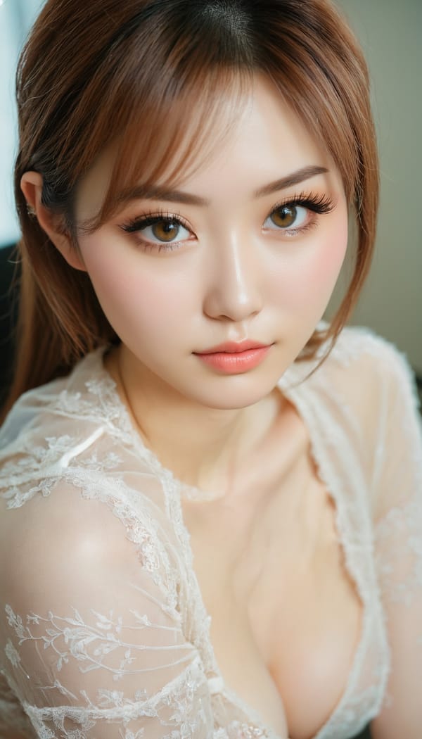 Tags: 21872187, SDXL
{"3": {"inputs": {"seed": 721479398136521, "steps": 32, "cfg": 7.27, "sampler_name": "dpmpp_2m", "scheduler": "karras", "denoise": 1.0, "model": ["27", 0], "positive": ["6", 0], "negative": ["7", 0], "latent_image": ["5", 0]}, "class_type": "KSampler"}, "4": {"inputs": {"ckpt_name": "juggernautxl.safetensors"}, "class_type": "CheckpointLoaderSimple"}, "5": {"inputs": {"width": 768, "height": 1344, "batch_size": 1}, "class_type": "EmptyLatentImage"}, "6": {"inputs": {"text": "28 year old girl, (japanese:0.96), (russian:1.05), (eyelashes:1.07), (beautiful eyes:1.08), (detailed face:0.96), (idol:1.14), (seductive facial expression:1.13), (pale skin:1.13), (seductive pose:1.03), (cute:1.10), (temptress:1.02), (double eyelids:0.98), (slim:1.00), (blush:1.07), (sexy lips:1.01), (in a seductive pose:0.96), (large perky breasts:0.96), (cleavage:1.04), (thigh gap:1.01), (an office lady:1.10), (textured skin:1.02), (candid cinema:1.01), (natural looking skin:1.06), (RAW:1.08), (detailed skin:1.07), (film:1.01), (soft lighting:1.06), (skin fuzz:1.00), (portra:1.07)", "clip": ["27", 1]}, "class_type": "CLIPTextEncode"}, "7": {"inputs": {"text": "(distorted:1.05), (watermark:1.07), (open mouth:1.11), (bad hands:1.10), (twisted:1.10), (low resolution:1.11), (worst quality:1.08)", "clip": ["27", 1]}, "class_type": "CLIPTextEncode"}, "8": {"inputs": {"samples": ["3", 0], "vae": ["4", 2]}, "class_type": "VAEDecode"}, "25": {"inputs": {"lora_name": "nudify_xl.safetensors", "strength_model": 0.11, "strength_clip": 0.14, "model": ["4", 0], "clip": ["4", 1]}, "class_type": "LoraLoader"}, "26": {"inputs": {"lora_name": "shirtlift_SDXL_v2.safetensors", "strength_model": 0.02, "strength_clip": 0.12, "model": ["25", 0], "clip": ["25", 1]}, "class_type": "LoraLoader"}, "27": {"inputs": {"lora_name": "PerfectEyesXL.safetensors", "strength_model": 0.02, "strength_clip": 0.1, "model": ["26", 0], "clip": ["26", 1]}, "class_type": "LoraLoader"}, "30": {"inputs": {"model_name": "4x_NMKD-Superscale-SP_178000_G.pth"}, "class_type": "UpscaleModelLoader"}, "31": {"inputs": {"upscale_model": ["30", 0], "image": ["8", 0]}, "class_type": "ImageUpscaleWithModel"}, "32": {"inputs": {"upscale_method": "lanczos", "scale_by": 0.5, "image": ["31", 0]}, "class_type": "ImageScaleBy"}, "33": {"inputs": {"pixels": ["32", 0], "vae": ["4", 2]}, "class_type": "VAEEncode"}, "34": {"inputs": {"seed": 721479398136521, "steps": 32, "cfg": 7.27, "sampler_name": "dpmpp_2m", "scheduler": "karras", "denoise": 0.3, "model": ["27", 0], "positive": ["6", 0], "negative": ["7", 0], "latent_image": ["33", 0]}, "class_type": "KSampler"}, "36": {"inputs": {"samples": ["34", 0], "vae": ["4", 2]}, "class_type": "VAEDecode"}, "39": {"inputs": {"filename_prefix": "comfyapi-1715869028286", "images": ["36", 0]}, "class_type": "SaveImage"}}