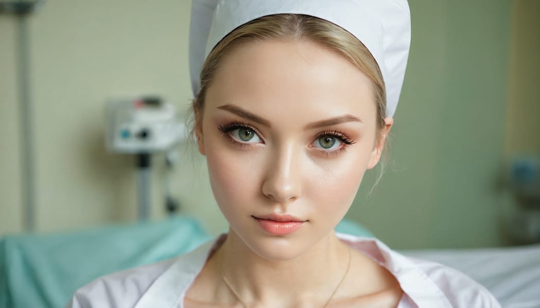 Tags: 21872187, SDXL
{"3": {"inputs": {"seed": 534518208564015, "steps": 64, "cfg": 5.07, "sampler_name": "dpmpp_2m", "scheduler": "karras", "denoise": 1.0, "model": ["27", 0], "positive": ["6", 0], "negative": ["7", 0], "latent_image": ["5", 0]}, "class_type": "KSampler"}, "4": {"inputs": {"ckpt_name": "juggernautxl.safetensors"}, "class_type": "CheckpointLoaderSimple"}, "5": {"inputs": {"width": 1344, "height": 768, "batch_size": 1}, "class_type": "EmptyLatentImage"}, "6": {"inputs": {"text": "23 year old girl, (ukrainian:1.08), (slim:1.05), (beautiful eyes:1.10), (blush:1.14), (sexy lips:1.08), (seductive facial expression:1.08), (temptress:1.06), (eyelashes:1.12), (seductive pose:0.96), (idol:1.12), (pale skin:1.03), (double eyelids:1.07), (cute:1.14), (in a seductive pose:1.10), (large perky breasts:1.04), (cleavage:1.12), (thigh gap:1.02), (nurse in uniform:1.05) working in a hospital ward, (film:1.09), (RAW:1.08), (detailed skin:1.09), (natural looking skin:1.08), (soft lighting:1.00), (candid cinema:1.01), (portra:1.08), (textured skin:1.04), (skin fuzz:1.05)", "clip": ["27", 1]}, "class_type": "CLIPTextEncode"}, "7": {"inputs": {"text": "(distorted:1.11), (low resolution:1.08), (open mouth:1.10), (twisted:1.06), (watermark:1.08), (worst quality:1.14), (bad hands:1.11)", "clip": ["27", 1]}, "class_type": "CLIPTextEncode"}, "8": {"inputs": {"samples": ["3", 0], "vae": ["4", 2]}, "class_type": "VAEDecode"}, "25": {"inputs": {"lora_name": "nudify_xl.safetensors", "strength_model": 0.01, "strength_clip": 0.07, "model": ["4", 0], "clip": ["4", 1]}, "class_type": "LoraLoader"}, "26": {"inputs": {"lora_name": "shirtlift_SDXL_v2.safetensors", "strength_model": 0.1, "strength_clip": 0.09, "model": ["25", 0], "clip": ["25", 1]}, "class_type": "LoraLoader"}, "27": {"inputs": {"lora_name": "PerfectEyesXL.safetensors", "strength_model": 0.1, "strength_clip": 0.03, "model": ["26", 0], "clip": ["26", 1]}, "class_type": "LoraLoader"}, "30": {"inputs": {"model_name": "4x_NMKD-Superscale-SP_178000_G.pth"}, "class_type": "UpscaleModelLoader"}, "31": {"inputs": {"upscale_model": ["30", 0], "image": ["8", 0]}, "class_type": "ImageUpscaleWithModel"}, "32": {"inputs": {"upscale_method": "lanczos", "scale_by": 0.5, "image": ["31", 0]}, "class_type": "ImageScaleBy"}, "33": {"inputs": {"pixels": ["32", 0], "vae": ["4", 2]}, "class_type": "VAEEncode"}, "34": {"inputs": {"seed": 534518208564015, "steps": 64, "cfg": 5.07, "sampler_name": "dpmpp_2m", "scheduler": "karras", "denoise": 0.3, "model": ["27", 0], "positive": ["6", 0], "negative": ["7", 0], "latent_image": ["33", 0]}, "class_type": "KSampler"}, "36": {"inputs": {"samples": ["34", 0], "vae": ["4", 2]}, "class_type": "VAEDecode"}, "39": {"inputs": {"filename_prefix": "comfyapi-1715807797579", "images": ["36", 0]}, "class_type": "SaveImage"}}