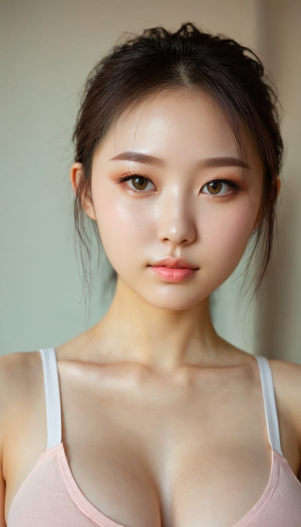 Tags: 21872187, SDXL
{"3": {"inputs": {"seed": 421368373143643, "steps": 32, "cfg": 6.71, "sampler_name": "dpmpp_2m", "scheduler": "karras", "denoise": 1.0, "model": ["27", 0], "positive": ["6", 0], "negative": ["7", 0], "latent_image": ["5", 0]}, "class_type": "KSampler"}, "4": {"inputs": {"ckpt_name": "juggernautxl.safetensors"}, "class_type": "CheckpointLoaderSimple"}, "5": {"inputs": {"width": 768, "height": 1344, "batch_size": 1}, "class_type": "EmptyLatentImage"}, "6": {"inputs": {"text": "21 year old girl, (ukrainian:1.04), (taiwanese:1.03), (seductive pose:1.01), (temptress:1.11), (sexy lips:0.95), (blush:1.08), (cute:1.12), (seductive facial expression:1.02), (idol:1.05), (pale skin:1.01), (beautiful eyes:1.14), (slim:0.99), (double eyelids:0.98), (detailed face:1.10), (eyelashes:0.95), (in a seductive pose:1.07), (large perky breasts:1.05), (cleavage:1.13), (thigh gap:1.04), (white tanktop:0.97), busy street, (candid cinema:1.06), (portra:1.04), (skin fuzz:1.04), (soft lighting:1.00), (RAW:1.00), (film:1.09), (textured skin:1.08), (detailed skin:1.07), (natural looking skin:1.09)", "clip": ["27", 1]}, "class_type": "CLIPTextEncode"}, "7": {"inputs": {"text": "(twisted:1.05), (bad hands:1.08), (open mouth:1.11), (worst quality:1.08), (distorted:1.12), (watermark:1.09), (low resolution:1.14)", "clip": ["27", 1]}, "class_type": "CLIPTextEncode"}, "8": {"inputs": {"samples": ["3", 0], "vae": ["4", 2]}, "class_type": "VAEDecode"}, "25": {"inputs": {"lora_name": "nudify_xl.safetensors", "strength_model": 0.06, "strength_clip": 0.07, "model": ["4", 0], "clip": ["4", 1]}, "class_type": "LoraLoader"}, "26": {"inputs": {"lora_name": "shirtlift_SDXL_v2.safetensors", "strength_model": 0.14, "strength_clip": 0.08, "model": ["25", 0], "clip": ["25", 1]}, "class_type": "LoraLoader"}, "27": {"inputs": {"lora_name": "PerfectEyesXL.safetensors", "strength_model": 0.06, "strength_clip": 0.09, "model": ["26", 0], "clip": ["26", 1]}, "class_type": "LoraLoader"}, "30": {"inputs": {"model_name": "4x_NMKD-Superscale-SP_178000_G.pth"}, "class_type": "UpscaleModelLoader"}, "31": {"inputs": {"upscale_model": ["30", 0], "image": ["8", 0]}, "class_type": "ImageUpscaleWithModel"}, "32": {"inputs": {"upscale_method": "lanczos", "scale_by": 0.5, "image": ["31", 0]}, "class_type": "ImageScaleBy"}, "33": {"inputs": {"pixels": ["32", 0], "vae": ["4", 2]}, "class_type": "VAEEncode"}, "34": {"inputs": {"seed": 421368373143643, "steps": 32, "cfg": 6.71, "sampler_name": "dpmpp_2m", "scheduler": "karras", "denoise": 0.3, "model": ["27", 0], "positive": ["6", 0], "negative": ["7", 0], "latent_image": ["33", 0]}, "class_type": "KSampler"}, "36": {"inputs": {"samples": ["34", 0], "vae": ["4", 2]}, "class_type": "VAEDecode"}, "39": {"inputs": {"filename_prefix": "comfyapi-1714249607230", "images": ["36", 0]}, "class_type": "SaveImage"}}