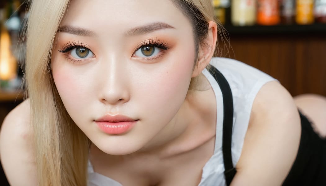 Tags: 21872187, SDXL
{"3": {"inputs": {"seed": 656339716500957, "steps": 64, "cfg": 5.52, "sampler_name": "dpmpp_2m", "scheduler": "karras", "denoise": 1.0, "model": ["27", 0], "positive": ["6", 0], "negative": ["7", 0], "latent_image": ["5", 0]}, "class_type": "KSampler"}, "4": {"inputs": {"ckpt_name": "juggernautxl.safetensors"}, "class_type": "CheckpointLoaderSimple"}, "5": {"inputs": {"width": 1344, "height": 768, "batch_size": 1}, "class_type": "EmptyLatentImage"}, "6": {"inputs": {"text": "22 year old girl, (taiwanese:1.06), (irish:1.06), (russian:1.12), (pale skin:1.09), (blush:1.09), (seductive pose:0.98), (detailed face:1.10), (cute:1.13), (temptress:1.06), (beautiful eyes:1.07), (seductive facial expression:1.14), (double eyelids:0.96), (slim:1.04), (eyelashes:1.11), (sexy lips:1.02), (on all fours:1.03), (spreading ass cheeks:1.10), (from behind:0.95), (backboob:1.03), (a waitress in uniform:1.02) working at a restaurant, (RAW:1.08), (skin fuzz:1.00), (textured skin:1.03), (portra:1.03), (detailed skin:1.01), (film:1.01), (natural looking skin:1.01), (soft lighting:1.02), (candid cinema:1.03)", "clip": ["27", 1]}, "class_type": "CLIPTextEncode"}, "7": {"inputs": {"text": "(watermark:1.14), (low resolution:1.06), (twisted:1.11), (open mouth:1.08), (bad hands:1.05), (distorted:1.08), (worst quality:1.13)", "clip": ["27", 1]}, "class_type": "CLIPTextEncode"}, "8": {"inputs": {"samples": ["3", 0], "vae": ["4", 2]}, "class_type": "VAEDecode"}, "25": {"inputs": {"lora_name": "nudify_xl.safetensors", "strength_model": 0.01, "strength_clip": 0.26, "model": ["4", 0], "clip": ["4", 1]}, "class_type": "LoraLoader"}, "26": {"inputs": {"lora_name": "shirtlift_SDXL_v2.safetensors", "strength_model": 0.17, "strength_clip": 0.0, "model": ["25", 0], "clip": ["25", 1]}, "class_type": "LoraLoader"}, "27": {"inputs": {"lora_name": "PerfectEyesXL.safetensors", "strength_model": 0.09, "strength_clip": 0.17, "model": ["26", 0], "clip": ["26", 1]}, "class_type": "LoraLoader"}, "30": {"inputs": {"model_name": "4x_NMKD-Superscale-SP_178000_G.pth"}, "class_type": "UpscaleModelLoader"}, "31": {"inputs": {"upscale_model": ["30", 0], "image": ["8", 0]}, "class_type": "ImageUpscaleWithModel"}, "32": {"inputs": {"upscale_method": "lanczos", "scale_by": 0.5, "image": ["31", 0]}, "class_type": "ImageScaleBy"}, "33": {"inputs": {"pixels": ["32", 0], "vae": ["4", 2]}, "class_type": "VAEEncode"}, "34": {"inputs": {"seed": 656339716500957, "steps": 64, "cfg": 5.52, "sampler_name": "dpmpp_2m", "scheduler": "karras", "denoise": 0.3, "model": ["27", 0], "positive": ["6", 0], "negative": ["7", 0], "latent_image": ["33", 0]}, "class_type": "KSampler"}, "36": {"inputs": {"samples": ["34", 0], "vae": ["4", 2]}, "class_type": "VAEDecode"}, "39": {"inputs": {"filename_prefix": "comfyapi-1713388789619", "images": ["36", 0]}, "class_type": "SaveImage"}}