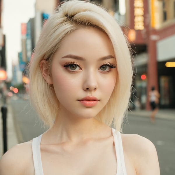 Tags: 21872187, SDXL
{"3": {"inputs": {"seed": 855851724911987, "steps": 32, "cfg": 5.48, "sampler_name": "dpmpp_2m", "scheduler": "karras", "denoise": 1.0, "model": ["27", 0], "positive": ["6", 0], "negative": ["7", 0], "latent_image": ["5", 0]}, "class_type": "KSampler"}, "4": {"inputs": {"ckpt_name": "juggernautxl.safetensors"}, "class_type": "CheckpointLoaderSimple"}, "5": {"inputs": {"width": 1024, "height": 1024, "batch_size": 1}, "class_type": "EmptyLatentImage"}, "6": {"inputs": {"text": "27 year old girl, (seductive pose:1.12), (sexy lips:1.13), (eyelashes:1.10), (blush:1.05), (double eyelids:0.95), (pale skin:1.11), (beautiful eyes:1.12), (slim:0.95), (idol:0.97), (cute:1.12), (temptress:0.99), (seductive facial expression:1.08), (detailed face:0.96), (perky ass:1.12), (exposed ass:1.14), (looking back:1.06), (sexy ass:0.98), (thigh gap:1.06), (white tanktop:1.06), busy street, (film:1.06), (natural looking skin:1.04), (detailed skin:1.08), (portra:1.08), (skin fuzz:1.05), (soft lighting:1.03), (RAW:1.03), (textured skin:1.03), (candid cinema:1.08)", "clip": ["27", 1]}, "class_type": "CLIPTextEncode"}, "7": {"inputs": {"text": "(open mouth:1.07), (low resolution:1.12), (twisted:1.13), (watermark:1.11), (distorted:1.07), (worst quality:1.13), (bad hands:1.07)", "clip": ["27", 1]}, "class_type": "CLIPTextEncode"}, "8": {"inputs": {"samples": ["3", 0], "vae": ["4", 2]}, "class_type": "VAEDecode"}, "25": {"inputs": {"lora_name": "nudify_xl.safetensors", "strength_model": 0.23, "strength_clip": 0.01, "model": ["4", 0], "clip": ["4", 1]}, "class_type": "LoraLoader"}, "26": {"inputs": {"lora_name": "shirtlift_SDXL_v2.safetensors", "strength_model": 0.03, "strength_clip": 0.1, "model": ["25", 0], "clip": ["25", 1]}, "class_type": "LoraLoader"}, "27": {"inputs": {"lora_name": "PerfectEyesXL.safetensors", "strength_model": 0.19, "strength_clip": 0.08, "model": ["26", 0], "clip": ["26", 1]}, "class_type": "LoraLoader"}, "30": {"inputs": {"model_name": "4x_NMKD-Superscale-SP_178000_G.pth"}, "class_type": "UpscaleModelLoader"}, "31": {"inputs": {"upscale_model": ["30", 0], "image": ["8", 0]}, "class_type": "ImageUpscaleWithModel"}, "32": {"inputs": {"upscale_method": "lanczos", "scale_by": 0.5, "image": ["31", 0]}, "class_type": "ImageScaleBy"}, "33": {"inputs": {"pixels": ["32", 0], "vae": ["4", 2]}, "class_type": "VAEEncode"}, "34": {"inputs": {"seed": 855851724911987, "steps": 32, "cfg": 5.48, "sampler_name": "dpmpp_2m", "scheduler": "karras", "denoise": 0.3, "model": ["27", 0], "positive": ["6", 0], "negative": ["7", 0], "latent_image": ["33", 0]}, "class_type": "KSampler"}, "36": {"inputs": {"samples": ["34", 0], "vae": ["4", 2]}, "class_type": "VAEDecode"}, "39": {"inputs": {"filename_prefix": "comfyapi-1734308300893", "images": ["36", 0]}, "class_type": "SaveImage"}}