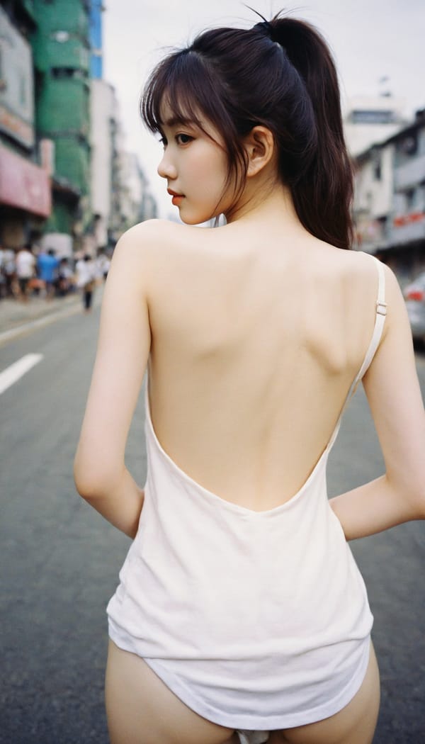 Tags: 21872187, SDXL
{"3": {"inputs": {"seed": 782736024740163, "steps": 64, "cfg": 6.16, "sampler_name": "dpmpp_2m", "scheduler": "karras", "denoise": 1.0, "model": ["27", 0], "positive": ["6", 0], "negative": ["7", 0], "latent_image": ["5", 0]}, "class_type": "KSampler"}, "4": {"inputs": {"ckpt_name": "helloworldxl.safetensors"}, "class_type": "CheckpointLoaderSimple"}, "5": {"inputs": {"width": 768, "height": 1344, "batch_size": 1}, "class_type": "EmptyLatentImage"}, "6": {"inputs": {"text": "19 year old girl, (korean:1.12), (russian:1.12), (beautiful eyes:1.02), (sexy lips:1.04), (slim:1.07), (idol:1.03), (double eyelids:1.07), (detailed face:1.05), (blush:1.05), (seductive pose:1.08), (pale skin:1.05), (eyelashes:0.97), (cute:1.14), (seductive facial expression:0.96), (temptress:1.02), (on all fours:0.98), (spreading ass cheeks:1.01), (from behind:0.98), (backboob:1.01), (white tanktop:1.06), busy street, (portra:1.02), (soft lighting:1.02), (film:1.05), (RAW:1.09), (natural looking skin:1.06), (textured skin:1.01), (candid cinema:1.08), (detailed skin:1.02), (skin fuzz:1.07)", "clip": ["27", 1]}, "class_type": "CLIPTextEncode"}, "7": {"inputs": {"text": "(twisted:1.09), (low resolution:1.06), (watermark:1.13), (bad hands:1.09), (open mouth:1.10), (worst quality:1.07), (distorted:1.10)", "clip": ["27", 1]}, "class_type": "CLIPTextEncode"}, "8": {"inputs": {"samples": ["3", 0], "vae": ["4", 2]}, "class_type": "VAEDecode"}, "25": {"inputs": {"lora_name": "nudify_xl.safetensors", "strength_model": 0.09, "strength_clip": 0.28, "model": ["4", 0], "clip": ["4", 1]}, "class_type": "LoraLoader"}, "26": {"inputs": {"lora_name": "shirtlift_SDXL_v2.safetensors", "strength_model": 0.16, "strength_clip": 0.03, "model": ["25", 0], "clip": ["25", 1]}, "class_type": "LoraLoader"}, "27": {"inputs": {"lora_name": "PerfectEyesXL.safetensors", "strength_model": 0.05, "strength_clip": 0.07, "model": ["26", 0], "clip": ["26", 1]}, "class_type": "LoraLoader"}, "30": {"inputs": {"model_name": "4x_NMKD-Superscale-SP_178000_G.pth"}, "class_type": "UpscaleModelLoader"}, "31": {"inputs": {"upscale_model": ["30", 0], "image": ["8", 0]}, "class_type": "ImageUpscaleWithModel"}, "32": {"inputs": {"upscale_method": "lanczos", "scale_by": 0.5, "image": ["31", 0]}, "class_type": "ImageScaleBy"}, "33": {"inputs": {"pixels": ["32", 0], "vae": ["4", 2]}, "class_type": "VAEEncode"}, "34": {"inputs": {"seed": 782736024740163, "steps": 64, "cfg": 6.16, "sampler_name": "dpmpp_2m", "scheduler": "karras", "denoise": 0.3, "model": ["27", 0], "positive": ["6", 0], "negative": ["7", 0], "latent_image": ["33", 0]}, "class_type": "KSampler"}, "36": {"inputs": {"samples": ["34", 0], "vae": ["4", 2]}, "class_type": "VAEDecode"}, "39": {"inputs": {"filename_prefix": "comfyapi-1713710869549", "images": ["36", 0]}, "class_type": "SaveImage"}}