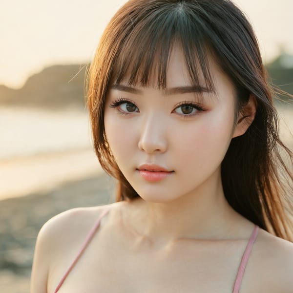 Tags: 21872187, SDXL
{"3": {"inputs": {"seed": 219786804168253, "steps": 64, "cfg": 6.02, "sampler_name": "dpmpp_2m", "scheduler": "karras", "denoise": 1.0, "model": ["27", 0], "positive": ["6", 0], "negative": ["7", 0], "latent_image": ["5", 0]}, "class_type": "KSampler"}, "4": {"inputs": {"ckpt_name": "juggernautxl.safetensors"}, "class_type": "CheckpointLoaderSimple"}, "5": {"inputs": {"width": 1024, "height": 1024, "batch_size": 1}, "class_type": "EmptyLatentImage"}, "6": {"inputs": {"text": "21 year old girl, (russian:1.05), (chinese:1.09), (eyelashes:0.95), (idol:1.03), (blush:0.97), (sexy lips:1.01), (beautiful eyes:1.06), (seductive facial expression:0.95), (pale skin:0.99), (detailed face:0.99), (seductive pose:1.14), (cute:0.98), (slim:1.11), (temptress:1.06), (double eyelids:0.99), (in a seductive pose:1.13), (large perky breasts:0.95), (cleavage:1.09), (thigh gap:1.03), wearing (bikini:1.12) at a beach, (candid cinema:1.04), (natural looking skin:1.06), (textured skin:1.01), (soft lighting:1.04), (detailed skin:1.00), (portra:1.02), (film:1.03), (skin fuzz:1.09), (RAW:1.07)", "clip": ["27", 1]}, "class_type": "CLIPTextEncode"}, "7": {"inputs": {"text": "(worst quality:1.13), (bad hands:1.06), (watermark:1.10), (distorted:1.10), (twisted:1.07), (low resolution:1.07), (open mouth:1.06)", "clip": ["27", 1]}, "class_type": "CLIPTextEncode"}, "8": {"inputs": {"samples": ["3", 0], "vae": ["4", 2]}, "class_type": "VAEDecode"}, "25": {"inputs": {"lora_name": "nudify_xl.safetensors", "strength_model": 0.15, "strength_clip": 0.29, "model": ["4", 0], "clip": ["4", 1]}, "class_type": "LoraLoader"}, "26": {"inputs": {"lora_name": "shirtlift_SDXL_v2.safetensors", "strength_model": 0.05, "strength_clip": 0.03, "model": ["25", 0], "clip": ["25", 1]}, "class_type": "LoraLoader"}, "27": {"inputs": {"lora_name": "PerfectEyesXL.safetensors", "strength_model": 0.19, "strength_clip": 0.11, "model": ["26", 0], "clip": ["26", 1]}, "class_type": "LoraLoader"}, "30": {"inputs": {"model_name": "4x_NMKD-Superscale-SP_178000_G.pth"}, "class_type": "UpscaleModelLoader"}, "31": {"inputs": {"upscale_model": ["30", 0], "image": ["8", 0]}, "class_type": "ImageUpscaleWithModel"}, "32": {"inputs": {"upscale_method": "lanczos", "scale_by": 0.5, "image": ["31", 0]}, "class_type": "ImageScaleBy"}, "33": {"inputs": {"pixels": ["32", 0], "vae": ["4", 2]}, "class_type": "VAEEncode"}, "34": {"inputs": {"seed": 219786804168253, "steps": 64, "cfg": 6.02, "sampler_name": "dpmpp_2m", "scheduler": "karras", "denoise": 0.3, "model": ["27", 0], "positive": ["6", 0], "negative": ["7", 0], "latent_image": ["33", 0]}, "class_type": "KSampler"}, "36": {"inputs": {"samples": ["34", 0], "vae": ["4", 2]}, "class_type": "VAEDecode"}, "39": {"inputs": {"filename_prefix": "comfyapi-1734686929915", "images": ["36", 0]}, "class_type": "SaveImage"}}