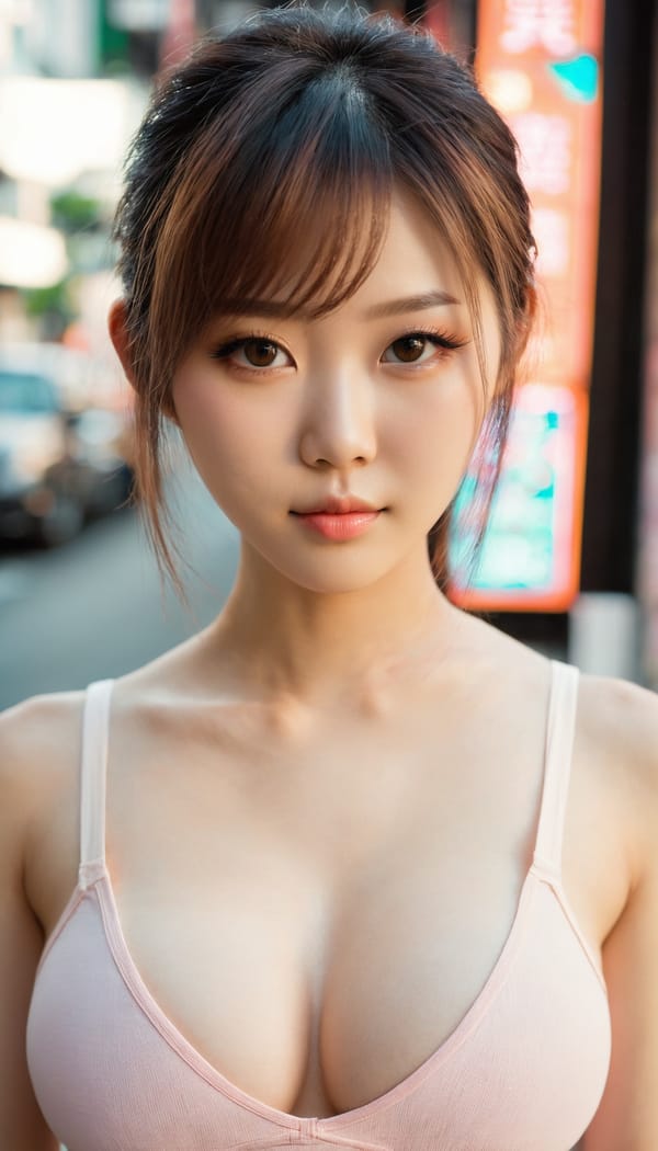 Tags: 21872187, SDXL
{"3": {"inputs": {"seed": 850699870557974, "steps": 32, "cfg": 7.71, "sampler_name": "dpmpp_2m", "scheduler": "karras", "denoise": 1.0, "model": ["27", 0], "positive": ["6", 0], "negative": ["7", 0], "latent_image": ["5", 0]}, "class_type": "KSampler"}, "4": {"inputs": {"ckpt_name": "juggernautxl.safetensors"}, "class_type": "CheckpointLoaderSimple"}, "5": {"inputs": {"width": 768, "height": 1344, "batch_size": 1}, "class_type": "EmptyLatentImage"}, "6": {"inputs": {"text": "23 year old girl, (taiwanese:0.96), (japanese:1.04), (detailed face:0.99), (eyelashes:0.99), (blush:1.14), (beautiful eyes:1.10), (pale skin:1.06), (seductive pose:1.01), (temptress:1.07), (cute:1.02), (slim:1.02), (sexy lips:0.97), (seductive facial expression:0.95), (double eyelids:0.97), (idol:1.09), (in a seductive pose:1.05), (large perky breasts:1.06), (cleavage:1.10), (thigh gap:0.96), (white tanktop:1.03), busy street, (film:1.01), (skin fuzz:1.03), (candid cinema:1.00), (detailed skin:1.02), (portra:1.05), (soft lighting:1.02), (natural looking skin:1.05), (textured skin:1.02), (RAW:1.00)", "clip": ["27", 1]}, "class_type": "CLIPTextEncode"}, "7": {"inputs": {"text": "(worst quality:1.14), (distorted:1.14), (open mouth:1.12), (twisted:1.06), (watermark:1.13), (bad hands:1.09), (low resolution:1.08)", "clip": ["27", 1]}, "class_type": "CLIPTextEncode"}, "8": {"inputs": {"samples": ["3", 0], "vae": ["4", 2]}, "class_type": "VAEDecode"}, "25": {"inputs": {"lora_name": "nudify_xl.safetensors", "strength_model": 0.13, "strength_clip": 0.05, "model": ["4", 0], "clip": ["4", 1]}, "class_type": "LoraLoader"}, "26": {"inputs": {"lora_name": "shirtlift_SDXL_v2.safetensors", "strength_model": 0.11, "strength_clip": 0.17, "model": ["25", 0], "clip": ["25", 1]}, "class_type": "LoraLoader"}, "27": {"inputs": {"lora_name": "PerfectEyesXL.safetensors", "strength_model": 0.02, "strength_clip": 0.04, "model": ["26", 0], "clip": ["26", 1]}, "class_type": "LoraLoader"}, "30": {"inputs": {"model_name": "4x_NMKD-Superscale-SP_178000_G.pth"}, "class_type": "UpscaleModelLoader"}, "31": {"inputs": {"upscale_model": ["30", 0], "image": ["8", 0]}, "class_type": "ImageUpscaleWithModel"}, "32": {"inputs": {"upscale_method": "lanczos", "scale_by": 0.5, "image": ["31", 0]}, "class_type": "ImageScaleBy"}, "33": {"inputs": {"pixels": ["32", 0], "vae": ["4", 2]}, "class_type": "VAEEncode"}, "34": {"inputs": {"seed": 850699870557974, "steps": 32, "cfg": 7.71, "sampler_name": "dpmpp_2m", "scheduler": "karras", "denoise": 0.3, "model": ["27", 0], "positive": ["6", 0], "negative": ["7", 0], "latent_image": ["33", 0]}, "class_type": "KSampler"}, "36": {"inputs": {"samples": ["34", 0], "vae": ["4", 2]}, "class_type": "VAEDecode"}, "39": {"inputs": {"filename_prefix": "comfyapi-1730830157909", "images": ["36", 0]}, "class_type": "SaveImage"}}