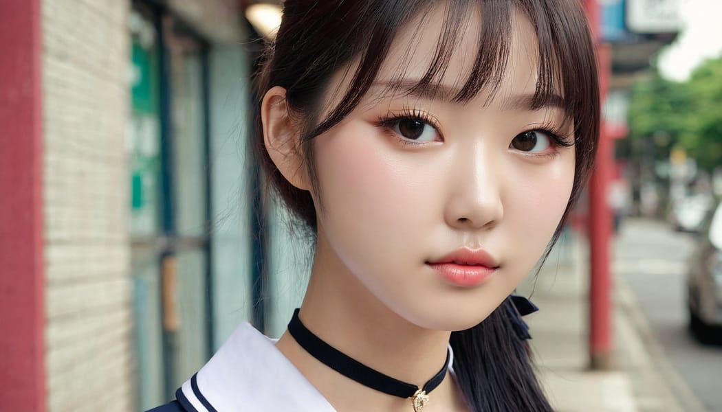 Tags: 21872187, SDXL
{"3": {"inputs": {"seed": 566676867699372, "steps": 32, "cfg": 7.55, "sampler_name": "dpmpp_2m", "scheduler": "karras", "denoise": 1.0, "model": ["27", 0], "positive": ["6", 0], "negative": ["7", 0], "latent_image": ["5", 0]}, "class_type": "KSampler"}, "4": {"inputs": {"ckpt_name": "juggernautxl.safetensors"}, "class_type": "CheckpointLoaderSimple"}, "5": {"inputs": {"width": 1344, "height": 768, "batch_size": 1}, "class_type": "EmptyLatentImage"}, "6": {"inputs": {"text": "20 year old girl, (korean:0.96), (idol:1.04), (seductive pose:1.14), (eyelashes:1.09), (sexy lips:1.11), (detailed face:1.08), (double eyelids:0.96), (pale skin:1.10), (temptress:1.12), (seductive facial expression:0.95), (slim:0.97), (beautiful eyes:1.06), (blush:1.02), (in a seductive pose:1.00), (large perky breasts:1.02), (cleavage:0.96), (thigh gap:0.98), (school uniform:1.14), choker, busy street, (RAW:1.01), (textured skin:1.04), (film:1.04), (detailed skin:1.09), (candid cinema:1.08), (skin fuzz:1.01), (natural looking skin:1.08), (soft lighting:1.00), (portra:1.02)", "clip": ["27", 1]}, "class_type": "CLIPTextEncode"}, "7": {"inputs": {"text": "(twisted:1.10), (worst quality:1.14), (open mouth:1.05), (watermark:1.07), (low resolution:1.07), (bad hands:1.12), (distorted:1.06)", "clip": ["27", 1]}, "class_type": "CLIPTextEncode"}, "8": {"inputs": {"samples": ["3", 0], "vae": ["4", 2]}, "class_type": "VAEDecode"}, "25": {"inputs": {"lora_name": "nudify_xl.safetensors", "strength_model": 0.02, "strength_clip": 0.06, "model": ["4", 0], "clip": ["4", 1]}, "class_type": "LoraLoader"}, "26": {"inputs": {"lora_name": "shirtlift_SDXL_v2.safetensors", "strength_model": 0.09, "strength_clip": 0.08, "model": ["25", 0], "clip": ["25", 1]}, "class_type": "LoraLoader"}, "27": {"inputs": {"lora_name": "PerfectEyesXL.safetensors", "strength_model": 0.15, "strength_clip": 0.08, "model": ["26", 0], "clip": ["26", 1]}, "class_type": "LoraLoader"}, "30": {"inputs": {"model_name": "4x_NMKD-Superscale-SP_178000_G.pth"}, "class_type": "UpscaleModelLoader"}, "31": {"inputs": {"upscale_model": ["30", 0], "image": ["8", 0]}, "class_type": "ImageUpscaleWithModel"}, "32": {"inputs": {"upscale_method": "lanczos", "scale_by": 0.5, "image": ["31", 0]}, "class_type": "ImageScaleBy"}, "33": {"inputs": {"pixels": ["32", 0], "vae": ["4", 2]}, "class_type": "VAEEncode"}, "34": {"inputs": {"seed": 566676867699372, "steps": 32, "cfg": 7.55, "sampler_name": "dpmpp_2m", "scheduler": "karras", "denoise": 0.3, "model": ["27", 0], "positive": ["6", 0], "negative": ["7", 0], "latent_image": ["33", 0]}, "class_type": "KSampler"}, "36": {"inputs": {"samples": ["34", 0], "vae": ["4", 2]}, "class_type": "VAEDecode"}, "39": {"inputs": {"filename_prefix": "comfyapi-1725301299029", "images": ["36", 0]}, "class_type": "SaveImage"}}