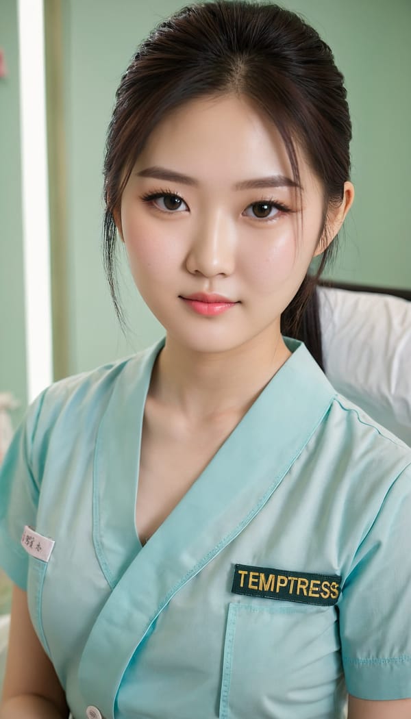 Tags: 21872187, SDXL
{"3": {"inputs": {"seed": 588441155798318, "steps": 64, "cfg": 7.25, "sampler_name": "dpmpp_2m", "scheduler": "karras", "denoise": 1.0, "model": ["27", 0], "positive": ["6", 0], "negative": ["7", 0], "latent_image": ["5", 0]}, "class_type": "KSampler"}, "4": {"inputs": {"ckpt_name": "juggernautXL_v8Rundiffusion.safetensors"}, "class_type": "CheckpointLoaderSimple"}, "5": {"inputs": {"width": 768, "height": 1344, "batch_size": 1}, "class_type": "EmptyLatentImage"}, "6": {"inputs": {"text": "18 year old girl, (taiwanese:1.11), (seductive facial expression:1.10), (double eyelids:0.98), (idol:0.98), (seductive pose:1.14), (temptress:1.13), (eyelashes:1.05), (sexy lips:0.99), (slim:0.96), (detailed face:1.05), (blush:0.98), (beautiful eyes:1.14), (pale skin:1.12), (cute:1.06), (in a seductive pose:1.12), (large perky breasts:1.04), (cleavage:1.04), (thigh gap:1.06), (nurse in uniform:1.06) working in a hospital ward, (film:1.07), (textured skin:1.01), (soft lighting:1.08), (skin fuzz:1.03), (candid cinema:1.01), (natural looking skin:1.07), (portra:1.09), (RAW:1.06), (detailed skin:1.05)", "clip": ["27", 1]}, "class_type": "CLIPTextEncode"}, "7": {"inputs": {"text": "(twisted:1.10), (bad hands:1.05), (low resolution:1.10), (open mouth:1.05), (distorted:1.07), (worst quality:1.11), (watermark:1.06)", "clip": ["27", 1]}, "class_type": "CLIPTextEncode"}, "8": {"inputs": {"samples": ["3", 0], "vae": ["4", 2]}, "class_type": "VAEDecode"}, "25": {"inputs": {"lora_name": "nudify_xl.safetensors", "strength_model": 0.06, "strength_clip": 0.24, "model": ["4", 0], "clip": ["4", 1]}, "class_type": "LoraLoader"}, "26": {"inputs": {"lora_name": "shirtlift_SDXL_v2.safetensors", "strength_model": 0.07, "strength_clip": 0.19, "model": ["25", 0], "clip": ["25", 1]}, "class_type": "LoraLoader"}, "27": {"inputs": {"lora_name": "PerfectEyesXL.safetensors", "strength_model": 0.15, "strength_clip": 0.05, "model": ["26", 0], "clip": ["26", 1]}, "class_type": "LoraLoader"}, "30": {"inputs": {"model_name": "4x_NMKD-Superscale-SP_178000_G.pth"}, "class_type": "UpscaleModelLoader"}, "31": {"inputs": {"upscale_model": ["30", 0], "image": ["8", 0]}, "class_type": "ImageUpscaleWithModel"}, "32": {"inputs": {"upscale_method": "lanczos", "scale_by": 0.5, "image": ["31", 0]}, "class_type": "ImageScaleBy"}, "33": {"inputs": {"pixels": ["32", 0], "vae": ["4", 2]}, "class_type": "VAEEncode"}, "34": {"inputs": {"seed": 588441155798318, "steps": 64, "cfg": 7.25, "sampler_name": "dpmpp_2m", "scheduler": "karras", "denoise": 0.3, "model": ["27", 0], "positive": ["6", 0], "negative": ["7", 0], "latent_image": ["33", 0]}, "class_type": "KSampler"}, "36": {"inputs": {"samples": ["34", 0], "vae": ["4", 2]}, "class_type": "VAEDecode"}, "39": {"inputs": {"filename_prefix": "comfyapi-1707988351177", "images": ["36", 0]}, "class_type": "SaveImage"}}