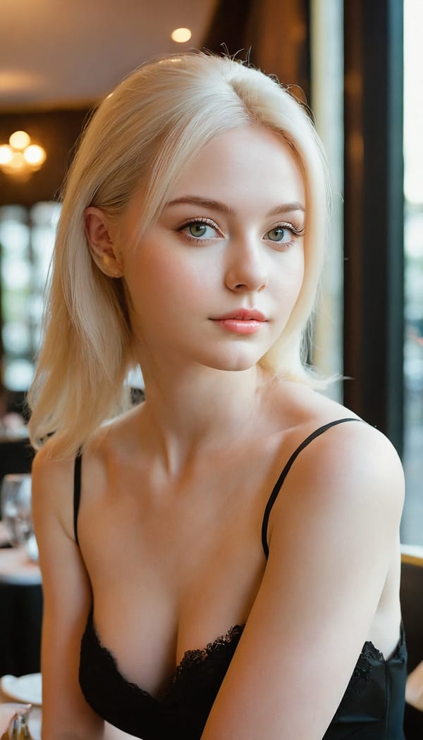 Tags: 21872187, SDXL
{"3": {"inputs": {"seed": 600814543317301, "steps": 64, "cfg": 5.38, "sampler_name": "dpmpp_2m", "scheduler": "karras", "denoise": 1.0, "model": ["27", 0], "positive": ["6", 0], "negative": ["7", 0], "latent_image": ["5", 0]}, "class_type": "KSampler"}, "4": {"inputs": {"ckpt_name": "juggernautxl.safetensors"}, "class_type": "CheckpointLoaderSimple"}, "5": {"inputs": {"width": 768, "height": 1344, "batch_size": 1}, "class_type": "EmptyLatentImage"}, "6": {"inputs": {"text": "26 year old girl, (ukrainian:1.14), (cute:1.06), (detailed face:1.10), (beautiful eyes:1.12), (temptress:1.04), (pale skin:1.06), (double eyelids:0.95), (seductive facial expression:1.07), (seductive pose:1.01), (idol:1.03), (blush:1.00), (slim:1.14), (eyelashes:1.03), (sexy lips:0.96), (on all fours:1.08), (spreading ass cheeks:1.13), (from behind:1.10), (backboob:0.95), (wearing a little black dress:0.98) at a fine dining restaurant, (portra:1.01), (film:1.09), (candid cinema:1.04), (RAW:1.01), (soft lighting:1.01), (detailed skin:1.03), (skin fuzz:1.07), (textured skin:1.03), (natural looking skin:1.02)", "clip": ["27", 1]}, "class_type": "CLIPTextEncode"}, "7": {"inputs": {"text": "(open mouth:1.05), (watermark:1.06), (distorted:1.08), (low resolution:1.06), (bad hands:1.14), (twisted:1.10), (worst quality:1.10)", "clip": ["27", 1]}, "class_type": "CLIPTextEncode"}, "8": {"inputs": {"samples": ["3", 0], "vae": ["4", 2]}, "class_type": "VAEDecode"}, "25": {"inputs": {"lora_name": "nudify_xl.safetensors", "strength_model": 0.33, "strength_clip": 0.09, "model": ["4", 0], "clip": ["4", 1]}, "class_type": "LoraLoader"}, "26": {"inputs": {"lora_name": "shirtlift_SDXL_v2.safetensors", "strength_model": 0.06, "strength_clip": 0.04, "model": ["25", 0], "clip": ["25", 1]}, "class_type": "LoraLoader"}, "27": {"inputs": {"lora_name": "PerfectEyesXL.safetensors", "strength_model": 0.18, "strength_clip": 0.17, "model": ["26", 0], "clip": ["26", 1]}, "class_type": "LoraLoader"}, "30": {"inputs": {"model_name": "4x_NMKD-Superscale-SP_178000_G.pth"}, "class_type": "UpscaleModelLoader"}, "31": {"inputs": {"upscale_model": ["30", 0], "image": ["8", 0]}, "class_type": "ImageUpscaleWithModel"}, "32": {"inputs": {"upscale_method": "lanczos", "scale_by": 0.5, "image": ["31", 0]}, "class_type": "ImageScaleBy"}, "33": {"inputs": {"pixels": ["32", 0], "vae": ["4", 2]}, "class_type": "VAEEncode"}, "34": {"inputs": {"seed": 600814543317301, "steps": 64, "cfg": 5.38, "sampler_name": "dpmpp_2m", "scheduler": "karras", "denoise": 0.3, "model": ["27", 0], "positive": ["6", 0], "negative": ["7", 0], "latent_image": ["33", 0]}, "class_type": "KSampler"}, "36": {"inputs": {"samples": ["34", 0], "vae": ["4", 2]}, "class_type": "VAEDecode"}, "39": {"inputs": {"filename_prefix": "comfyapi-1717006051211", "images": ["36", 0]}, "class_type": "SaveImage"}}