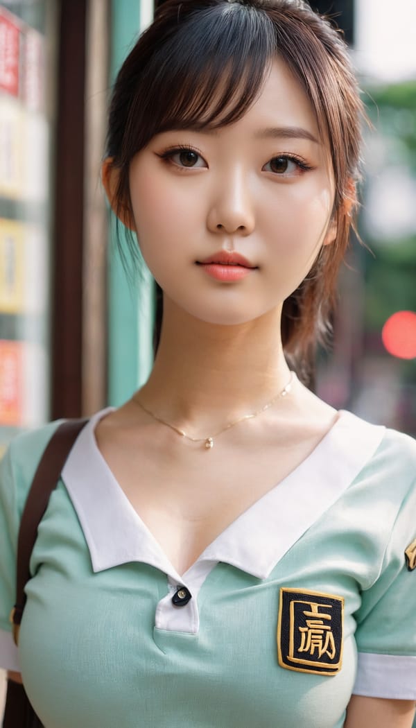 Tags: 21872187, SDXL
{"3": {"inputs": {"seed": 161279139616117, "steps": 64, "cfg": 7.59, "sampler_name": "dpmpp_2m", "scheduler": "karras", "denoise": 1.0, "model": ["27", 0], "positive": ["6", 0], "negative": ["7", 0], "latent_image": ["5", 0]}, "class_type": "KSampler"}, "4": {"inputs": {"ckpt_name": "juggernautxl.safetensors"}, "class_type": "CheckpointLoaderSimple"}, "5": {"inputs": {"width": 768, "height": 1344, "batch_size": 1}, "class_type": "EmptyLatentImage"}, "6": {"inputs": {"text": "26 year old girl, (taiwanese:0.98), (chinese:0.99), (idol:1.04), (seductive facial expression:1.09), (detailed face:1.14), (beautiful eyes:1.13), (seductive pose:0.97), (cute:0.95), (sexy lips:1.00), (eyelashes:1.12), (slim:1.06), (blush:0.97), (pale skin:0.95), (temptress:1.00), (double eyelids:1.06), (in a seductive pose:1.11), (large perky breasts:1.11), (cleavage:0.99), (thigh gap:1.13), (school uniform:1.09), choker, busy street, (RAW:1.06), (candid cinema:1.07), (film:1.05), (detailed skin:1.06), (textured skin:1.00), (skin fuzz:1.05), (portra:1.01), (natural looking skin:1.03), (soft lighting:1.08)", "clip": ["27", 1]}, "class_type": "CLIPTextEncode"}, "7": {"inputs": {"text": "(open mouth:1.12), (worst quality:1.09), (watermark:1.06), (distorted:1.14), (bad hands:1.08), (twisted:1.10), (low resolution:1.06)", "clip": ["27", 1]}, "class_type": "CLIPTextEncode"}, "8": {"inputs": {"samples": ["3", 0], "vae": ["4", 2]}, "class_type": "VAEDecode"}, "25": {"inputs": {"lora_name": "nudify_xl.safetensors", "strength_model": 0.39, "strength_clip": 0.28, "model": ["4", 0], "clip": ["4", 1]}, "class_type": "LoraLoader"}, "26": {"inputs": {"lora_name": "shirtlift_SDXL_v2.safetensors", "strength_model": 0.06, "strength_clip": 0.08, "model": ["25", 0], "clip": ["25", 1]}, "class_type": "LoraLoader"}, "27": {"inputs": {"lora_name": "PerfectEyesXL.safetensors", "strength_model": 0.03, "strength_clip": 0.02, "model": ["26", 0], "clip": ["26", 1]}, "class_type": "LoraLoader"}, "30": {"inputs": {"model_name": "4x_NMKD-Superscale-SP_178000_G.pth"}, "class_type": "UpscaleModelLoader"}, "31": {"inputs": {"upscale_model": ["30", 0], "image": ["8", 0]}, "class_type": "ImageUpscaleWithModel"}, "32": {"inputs": {"upscale_method": "lanczos", "scale_by": 0.5, "image": ["31", 0]}, "class_type": "ImageScaleBy"}, "33": {"inputs": {"pixels": ["32", 0], "vae": ["4", 2]}, "class_type": "VAEEncode"}, "34": {"inputs": {"seed": 161279139616117, "steps": 64, "cfg": 7.59, "sampler_name": "dpmpp_2m", "scheduler": "karras", "denoise": 0.3, "model": ["27", 0], "positive": ["6", 0], "negative": ["7", 0], "latent_image": ["33", 0]}, "class_type": "KSampler"}, "36": {"inputs": {"samples": ["34", 0], "vae": ["4", 2]}, "class_type": "VAEDecode"}, "39": {"inputs": {"filename_prefix": "comfyapi-1716160712798", "images": ["36", 0]}, "class_type": "SaveImage"}}