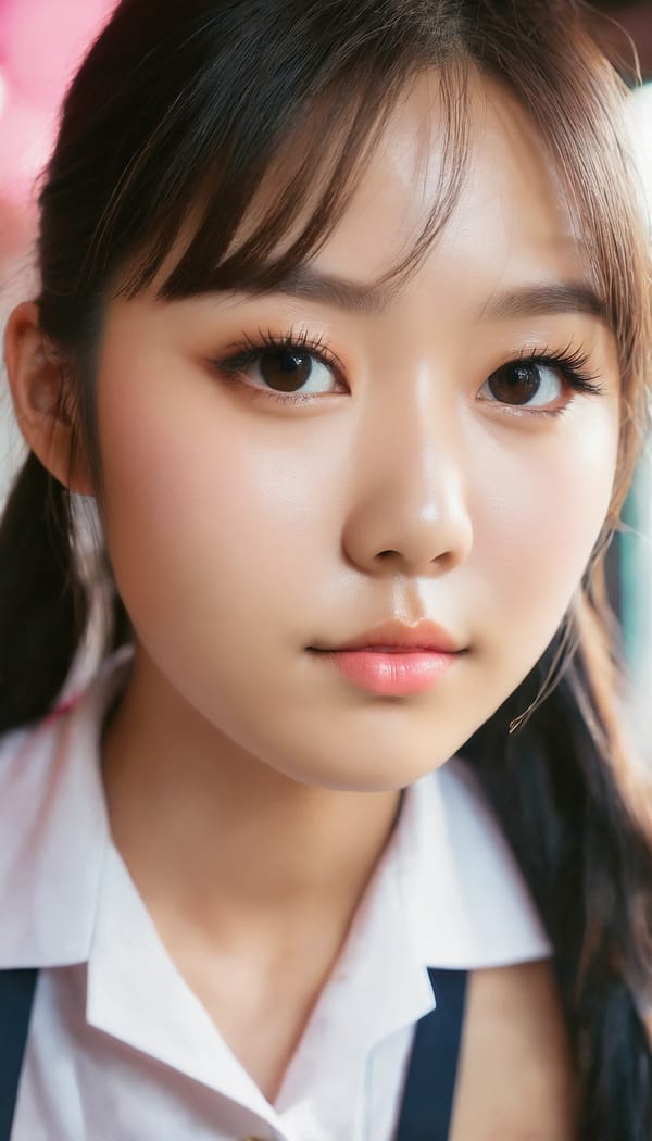 Tags: 21872187, SDXL
{"3": {"inputs": {"seed": 571012365100690, "steps": 32, "cfg": 6.54, "sampler_name": "dpmpp_2m", "scheduler": "karras", "denoise": 1.0, "model": ["27", 0], "positive": ["6", 0], "negative": ["7", 0], "latent_image": ["5", 0]}, "class_type": "KSampler"}, "4": {"inputs": {"ckpt_name": "juggernautxl.safetensors"}, "class_type": "CheckpointLoaderSimple"}, "5": {"inputs": {"width": 768, "height": 1344, "batch_size": 1}, "class_type": "EmptyLatentImage"}, "6": {"inputs": {"text": "28 year old girl, (double eyelids:1.13), (eyelashes:0.97), (idol:1.01), (seductive facial expression:1.02), (detailed face:1.08), (cute:1.09), (seductive pose:1.07), (temptress:0.98), (blush:1.04), (beautiful eyes:0.99), (slim:1.14), (on all fours:1.04), (spreading ass cheeks:0.98), (from behind:1.14), (backboob:1.03), (school uniform:1.10), choker, busy street, (portra:1.08), (candid cinema:1.01), (film:1.02), (soft lighting:1.08), (RAW:1.08), (detailed skin:1.02), (skin fuzz:1.07), (natural looking skin:1.00)", "clip": ["27", 1]}, "class_type": "CLIPTextEncode"}, "7": {"inputs": {"text": "(bad hands:1.12), (distorted:1.05), (twisted:1.09), (open mouth:1.14), (worst quality:1.14), (low resolution:1.05), (watermark:1.07)", "clip": ["27", 1]}, "class_type": "CLIPTextEncode"}, "8": {"inputs": {"samples": ["3", 0], "vae": ["4", 2]}, "class_type": "VAEDecode"}, "25": {"inputs": {"lora_name": "nudify_xl.safetensors", "strength_model": 0.18, "strength_clip": 0.07, "model": ["4", 0], "clip": ["4", 1]}, "class_type": "LoraLoader"}, "26": {"inputs": {"lora_name": "shirtlift_SDXL_v2.safetensors", "strength_model": 0.1, "strength_clip": 0.1, "model": ["25", 0], "clip": ["25", 1]}, "class_type": "LoraLoader"}, "27": {"inputs": {"lora_name": "PerfectEyesXL.safetensors", "strength_model": 0.16, "strength_clip": 0.19, "model": ["26", 0], "clip": ["26", 1]}, "class_type": "LoraLoader"}, "30": {"inputs": {"model_name": "4x_NMKD-Superscale-SP_178000_G.pth"}, "class_type": "UpscaleModelLoader"}, "31": {"inputs": {"upscale_model": ["30", 0], "image": ["8", 0]}, "class_type": "ImageUpscaleWithModel"}, "32": {"inputs": {"upscale_method": "lanczos", "scale_by": 0.5, "image": ["31", 0]}, "class_type": "ImageScaleBy"}, "33": {"inputs": {"pixels": ["32", 0], "vae": ["4", 2]}, "class_type": "VAEEncode"}, "34": {"inputs": {"seed": 571012365100690, "steps": 32, "cfg": 6.54, "sampler_name": "dpmpp_2m", "scheduler": "karras", "denoise": 0.3, "model": ["27", 0], "positive": ["6", 0], "negative": ["7", 0], "latent_image": ["33", 0]}, "class_type": "KSampler"}, "36": {"inputs": {"samples": ["34", 0], "vae": ["4", 2]}, "class_type": "VAEDecode"}, "39": {"inputs": {"filename_prefix": "comfyapi-1713302525517", "images": ["36", 0]}, "class_type": "SaveImage"}}