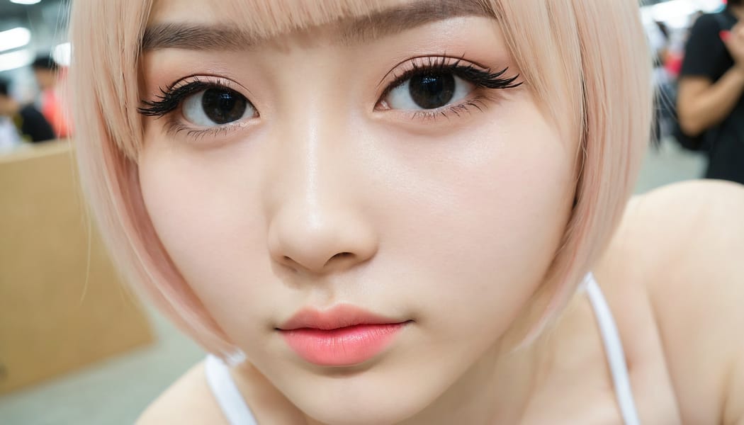 Tags: 21872187, SDXL
{"3": {"inputs": {"seed": 404206575969588, "steps": 32, "cfg": 5.75, "sampler_name": "dpmpp_2m", "scheduler": "karras", "denoise": 1.0, "model": ["27", 0], "positive": ["6", 0], "negative": ["7", 0], "latent_image": ["5", 0]}, "class_type": "KSampler"}, "4": {"inputs": {"ckpt_name": "juggernautXL_v8Rundiffusion.safetensors"}, "class_type": "CheckpointLoaderSimple"}, "5": {"inputs": {"width": 1344, "height": 768, "batch_size": 1}, "class_type": "EmptyLatentImage"}, "6": {"inputs": {"text": "20 year old girl, (taiwanese:1.03), (russian:1.03), (double eyelids:1.06), (sexy lips:1.05), (detailed face:1.02), (eyelashes:0.97), (seductive facial expression:1.12), (idol:0.97), (slim:1.09), (blush:1.05), (temptress:1.03), (seductive pose:1.14), (pale skin:1.12), (beautiful eyes:0.96), (cute:0.97), (perky ass:1.01), (exposed ass:1.07), (looking back:1.14), (sexy ass:1.01), (thigh gap:1.02), (in a cosplay:0.98) at comiket posing for camera, (portra:1.00), (film:1.05), (skin fuzz:1.03), (candid cinema:1.03), (RAW:1.04), (textured skin:1.06), (soft lighting:1.06), (natural looking skin:1.00), (detailed skin:1.01)", "clip": ["27", 1]}, "class_type": "CLIPTextEncode"}, "7": {"inputs": {"text": "(worst quality:1.08), (twisted:1.14), (watermark:1.14), (bad hands:1.11), (open mouth:1.11), (low resolution:1.07), (distorted:1.10)", "clip": ["27", 1]}, "class_type": "CLIPTextEncode"}, "8": {"inputs": {"samples": ["3", 0], "vae": ["4", 2]}, "class_type": "VAEDecode"}, "25": {"inputs": {"lora_name": "nudify_xl.safetensors", "strength_model": 0.31, "strength_clip": 0.09, "model": ["4", 0], "clip": ["4", 1]}, "class_type": "LoraLoader"}, "26": {"inputs": {"lora_name": "shirtlift_SDXL_v2.safetensors", "strength_model": 0.02, "strength_clip": 0.19, "model": ["25", 0], "clip": ["25", 1]}, "class_type": "LoraLoader"}, "27": {"inputs": {"lora_name": "PerfectEyesXL.safetensors", "strength_model": 0.03, "strength_clip": 0.04, "model": ["26", 0], "clip": ["26", 1]}, "class_type": "LoraLoader"}, "30": {"inputs": {"model_name": "4x_NMKD-Superscale-SP_178000_G.pth"}, "class_type": "UpscaleModelLoader"}, "31": {"inputs": {"upscale_model": ["30", 0], "image": ["8", 0]}, "class_type": "ImageUpscaleWithModel"}, "32": {"inputs": {"upscale_method": "lanczos", "scale_by": 0.5, "image": ["31", 0]}, "class_type": "ImageScaleBy"}, "33": {"inputs": {"pixels": ["32", 0], "vae": ["4", 2]}, "class_type": "VAEEncode"}, "34": {"inputs": {"seed": 404206575969588, "steps": 32, "cfg": 5.75, "sampler_name": "dpmpp_2m", "scheduler": "karras", "denoise": 0.3, "model": ["27", 0], "positive": ["6", 0], "negative": ["7", 0], "latent_image": ["33", 0]}, "class_type": "KSampler"}, "36": {"inputs": {"samples": ["34", 0], "vae": ["4", 2]}, "class_type": "VAEDecode"}, "39": {"inputs": {"filename_prefix": "comfyapi-1707736531664", "images": ["36", 0]}, "class_type": "SaveImage"}}