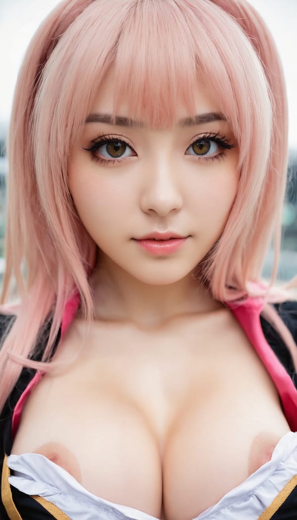 Tags: 21872187, SDXL
{"3": {"inputs": {"seed": 461572539818685, "steps": 32, "cfg": 5.15, "sampler_name": "dpmpp_2m", "scheduler": "karras", "denoise": 1.0, "model": ["27", 0], "positive": ["6", 0], "negative": ["7", 0], "latent_image": ["5", 0]}, "class_type": "KSampler"}, "4": {"inputs": {"ckpt_name": "juggernautxl.safetensors"}, "class_type": "CheckpointLoaderSimple"}, "5": {"inputs": {"width": 768, "height": 1344, "batch_size": 1}, "class_type": "EmptyLatentImage"}, "6": {"inputs": {"text": "25 year old girl, (irish:1.00), (beautiful eyes:1.11), (idol:1.01), (seductive pose:1.02), (temptress:1.10), (eyelashes:1.00), (double eyelids:1.13), (slim:1.06), (seductive facial expression:1.03), (sexy lips:1.05), (detailed face:1.09), (blush:1.03), (cute:1.14), (in a seductive pose:1.00), (large perky breasts:1.09), (cleavage:0.99), (thigh gap:0.97), (in a cosplay:1.13) at comiket posing for camera, (detailed skin:1.06), (candid cinema:1.05), (portra:1.06), (natural looking skin:1.07), (soft lighting:1.01), (skin fuzz:1.01), (RAW:1.08), (film:1.07), (textured skin:1.08)", "clip": ["27", 1]}, "class_type": "CLIPTextEncode"}, "7": {"inputs": {"text": "(distorted:1.14), (worst quality:1.06), (bad hands:1.10), (twisted:1.12), (open mouth:1.06), (low resolution:1.06), (watermark:1.07)", "clip": ["27", 1]}, "class_type": "CLIPTextEncode"}, "8": {"inputs": {"samples": ["3", 0], "vae": ["4", 2]}, "class_type": "VAEDecode"}, "25": {"inputs": {"lora_name": "nudify_xl.safetensors", "strength_model": 0.2, "strength_clip": 0.11, "model": ["4", 0], "clip": ["4", 1]}, "class_type": "LoraLoader"}, "26": {"inputs": {"lora_name": "shirtlift_SDXL_v2.safetensors", "strength_model": 0.14, "strength_clip": 0.11, "model": ["25", 0], "clip": ["25", 1]}, "class_type": "LoraLoader"}, "27": {"inputs": {"lora_name": "PerfectEyesXL.safetensors", "strength_model": 0.04, "strength_clip": 0.04, "model": ["26", 0], "clip": ["26", 1]}, "class_type": "LoraLoader"}, "30": {"inputs": {"model_name": "4x_NMKD-Superscale-SP_178000_G.pth"}, "class_type": "UpscaleModelLoader"}, "31": {"inputs": {"upscale_model": ["30", 0], "image": ["8", 0]}, "class_type": "ImageUpscaleWithModel"}, "32": {"inputs": {"upscale_method": "lanczos", "scale_by": 0.5, "image": ["31", 0]}, "class_type": "ImageScaleBy"}, "33": {"inputs": {"pixels": ["32", 0], "vae": ["4", 2]}, "class_type": "VAEEncode"}, "34": {"inputs": {"seed": 461572539818685, "steps": 32, "cfg": 5.15, "sampler_name": "dpmpp_2m", "scheduler": "karras", "denoise": 0.3, "model": ["27", 0], "positive": ["6", 0], "negative": ["7", 0], "latent_image": ["33", 0]}, "class_type": "KSampler"}, "36": {"inputs": {"samples": ["34", 0], "vae": ["4", 2]}, "class_type": "VAEDecode"}, "39": {"inputs": {"filename_prefix": "comfyapi-1734070377205", "images": ["36", 0]}, "class_type": "SaveImage"}}