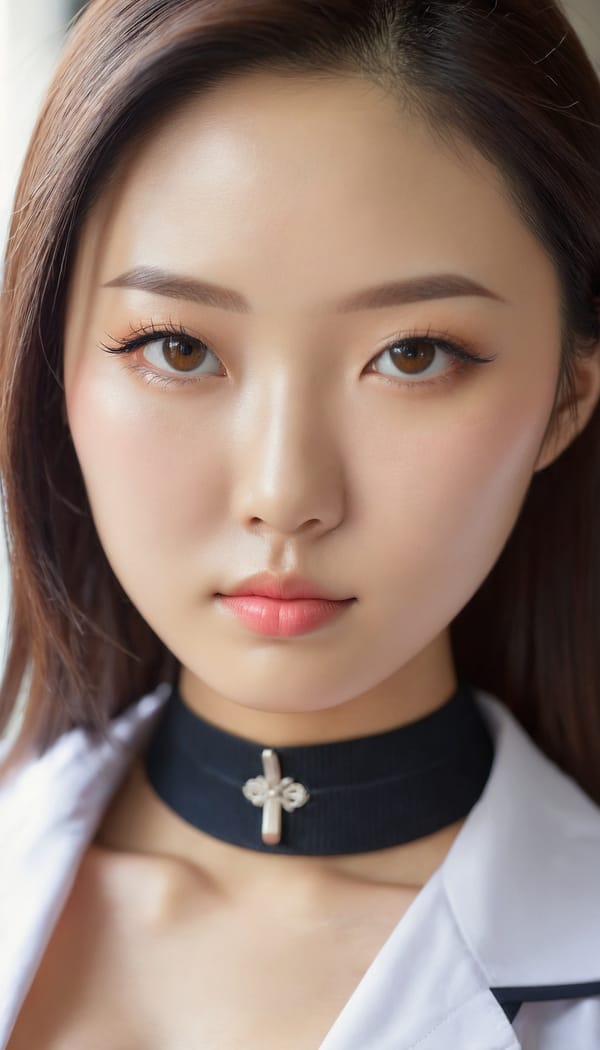 Tags: 21872187, SDXL
{"3": {"inputs": {"seed": 475423289798236, "steps": 32, "cfg": 5.74, "sampler_name": "dpmpp_2m", "scheduler": "karras", "denoise": 1.0, "model": ["27", 0], "positive": ["6", 0], "negative": ["7", 0], "latent_image": ["5", 0]}, "class_type": "KSampler"}, "4": {"inputs": {"ckpt_name": "juggernautxl.safetensors"}, "class_type": "CheckpointLoaderSimple"}, "5": {"inputs": {"width": 768, "height": 1344, "batch_size": 1}, "class_type": "EmptyLatentImage"}, "6": {"inputs": {"text": "27 year old girl, (chinese:1.10), (detailed face:1.12), (beautiful eyes:1.10), (sexy lips:0.97), (double eyelids:1.13), (seductive pose:1.10), (blush:0.98), (seductive facial expression:0.99), (cute:0.96), (eyelashes:1.04), (temptress:1.00), (idol:0.99), (in a seductive pose:1.01), (large perky breasts:1.09), (cleavage:0.96), (thigh gap:1.04), (school uniform:0.98), choker, busy street, (portra:1.03), (soft lighting:1.05), (candid cinema:1.09), (RAW:1.03), (textured skin:1.03), (natural looking skin:1.01), (detailed skin:1.04), (skin fuzz:1.02), (film:1.07)", "clip": ["27", 1]}, "class_type": "CLIPTextEncode"}, "7": {"inputs": {"text": "(twisted:1.05), (open mouth:1.14), (watermark:1.08), (distorted:1.05), (bad hands:1.12), (worst quality:1.09), (low resolution:1.10)", "clip": ["27", 1]}, "class_type": "CLIPTextEncode"}, "8": {"inputs": {"samples": ["3", 0], "vae": ["4", 2]}, "class_type": "VAEDecode"}, "25": {"inputs": {"lora_name": "nudify_xl.safetensors", "strength_model": 0.25, "strength_clip": 0.04, "model": ["4", 0], "clip": ["4", 1]}, "class_type": "LoraLoader"}, "26": {"inputs": {"lora_name": "shirtlift_SDXL_v2.safetensors", "strength_model": 0.01, "strength_clip": 0.14, "model": ["25", 0], "clip": ["25", 1]}, "class_type": "LoraLoader"}, "27": {"inputs": {"lora_name": "PerfectEyesXL.safetensors", "strength_model": 0.19, "strength_clip": 0.14, "model": ["26", 0], "clip": ["26", 1]}, "class_type": "LoraLoader"}, "30": {"inputs": {"model_name": "4x_NMKD-Superscale-SP_178000_G.pth"}, "class_type": "UpscaleModelLoader"}, "31": {"inputs": {"upscale_model": ["30", 0], "image": ["8", 0]}, "class_type": "ImageUpscaleWithModel"}, "32": {"inputs": {"upscale_method": "lanczos", "scale_by": 0.5, "image": ["31", 0]}, "class_type": "ImageScaleBy"}, "33": {"inputs": {"pixels": ["32", 0], "vae": ["4", 2]}, "class_type": "VAEEncode"}, "34": {"inputs": {"seed": 475423289798236, "steps": 32, "cfg": 5.74, "sampler_name": "dpmpp_2m", "scheduler": "karras", "denoise": 0.3, "model": ["27", 0], "positive": ["6", 0], "negative": ["7", 0], "latent_image": ["33", 0]}, "class_type": "KSampler"}, "36": {"inputs": {"samples": ["34", 0], "vae": ["4", 2]}, "class_type": "VAEDecode"}, "39": {"inputs": {"filename_prefix": "comfyapi-1724746757655", "images": ["36", 0]}, "class_type": "SaveImage"}}