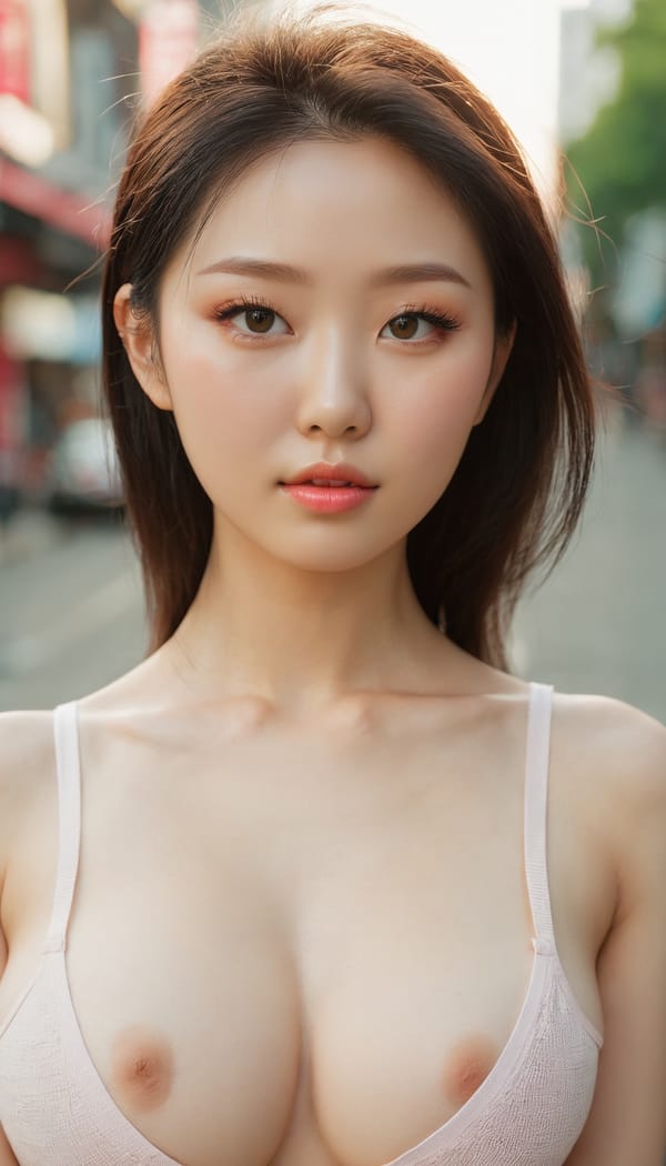 Tags: 21872187, SDXL
{"3": {"inputs": {"seed": 871512203907738, "steps": 32, "cfg": 6.94, "sampler_name": "dpmpp_2m", "scheduler": "karras", "denoise": 1.0, "model": ["27", 0], "positive": ["6", 0], "negative": ["7", 0], "latent_image": ["5", 0]}, "class_type": "KSampler"}, "4": {"inputs": {"ckpt_name": "juggernautxl.safetensors"}, "class_type": "CheckpointLoaderSimple"}, "5": {"inputs": {"width": 768, "height": 1344, "batch_size": 1}, "class_type": "EmptyLatentImage"}, "6": {"inputs": {"text": "21 year old girl, (ukrainian:1.02), (korean:0.96), (seductive pose:0.98), (eyelashes:1.02), (double eyelids:1.09), (beautiful eyes:0.98), (slim:0.96), (cute:1.12), (sexy lips:1.08), (blush:1.05), (pale skin:0.99), (idol:0.96), (temptress:1.03), (seductive facial expression:0.97), (detailed face:1.09), (in a seductive pose:0.95), (large perky breasts:1.07), (cleavage:1.03), (thigh gap:0.98), (white tanktop:1.00), busy street, (textured skin:1.01), (candid cinema:1.07), (detailed skin:1.08), (portra:1.08), (skin fuzz:1.08), (film:1.05), (RAW:1.07), (soft lighting:1.02), (natural looking skin:1.09)", "clip": ["27", 1]}, "class_type": "CLIPTextEncode"}, "7": {"inputs": {"text": "(watermark:1.12), (distorted:1.06), (low resolution:1.05), (twisted:1.07), (open mouth:1.10), (bad hands:1.11), (worst quality:1.07)", "clip": ["27", 1]}, "class_type": "CLIPTextEncode"}, "8": {"inputs": {"samples": ["3", 0], "vae": ["4", 2]}, "class_type": "VAEDecode"}, "25": {"inputs": {"lora_name": "nudify_xl.safetensors", "strength_model": 0.08, "strength_clip": 0.16, "model": ["4", 0], "clip": ["4", 1]}, "class_type": "LoraLoader"}, "26": {"inputs": {"lora_name": "shirtlift_SDXL_v2.safetensors", "strength_model": 0.13, "strength_clip": 0.01, "model": ["25", 0], "clip": ["25", 1]}, "class_type": "LoraLoader"}, "27": {"inputs": {"lora_name": "PerfectEyesXL.safetensors", "strength_model": 0.19, "strength_clip": 0.13, "model": ["26", 0], "clip": ["26", 1]}, "class_type": "LoraLoader"}, "30": {"inputs": {"model_name": "4x_NMKD-Superscale-SP_178000_G.pth"}, "class_type": "UpscaleModelLoader"}, "31": {"inputs": {"upscale_model": ["30", 0], "image": ["8", 0]}, "class_type": "ImageUpscaleWithModel"}, "32": {"inputs": {"upscale_method": "lanczos", "scale_by": 0.5, "image": ["31", 0]}, "class_type": "ImageScaleBy"}, "33": {"inputs": {"pixels": ["32", 0], "vae": ["4", 2]}, "class_type": "VAEEncode"}, "34": {"inputs": {"seed": 871512203907738, "steps": 32, "cfg": 6.94, "sampler_name": "dpmpp_2m", "scheduler": "karras", "denoise": 0.3, "model": ["27", 0], "positive": ["6", 0], "negative": ["7", 0], "latent_image": ["33", 0]}, "class_type": "KSampler"}, "36": {"inputs": {"samples": ["34", 0], "vae": ["4", 2]}, "class_type": "VAEDecode"}, "39": {"inputs": {"filename_prefix": "comfyapi-1713875121821", "images": ["36", 0]}, "class_type": "SaveImage"}}