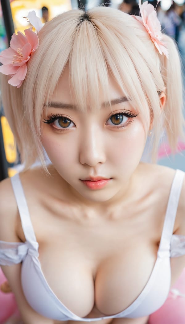 Tags: 21872187, SDXL
{"3": {"inputs": {"seed": 747873471816391, "steps": 64, "cfg": 6.28, "sampler_name": "dpmpp_2m", "scheduler": "karras", "denoise": 1.0, "model": ["27", 0], "positive": ["6", 0], "negative": ["7", 0], "latent_image": ["5", 0]}, "class_type": "KSampler"}, "4": {"inputs": {"ckpt_name": "juggernautxl.safetensors"}, "class_type": "CheckpointLoaderSimple"}, "5": {"inputs": {"width": 768, "height": 1344, "batch_size": 1}, "class_type": "EmptyLatentImage"}, "6": {"inputs": {"text": "19 year old girl, (korean:0.95), (japanese:1.11), (russian:1.03), (cute:1.01), (seductive facial expression:1.00), (detailed face:1.03), (sexy lips:0.96), (temptress:0.97), (eyelashes:1.01), (blush:1.09), (seductive pose:0.98), (idol:1.06), (double eyelids:1.01), (slim:1.14), (pale skin:1.14), (beautiful eyes:1.14), (in a seductive pose:1.08), (large perky breasts:1.08), (cleavage:1.05), (thigh gap:1.07), (in a cosplay:1.03) at comiket posing for camera, (skin fuzz:1.06), (soft lighting:1.02), (portra:1.09), (detailed skin:1.07), (candid cinema:1.00), (RAW:1.04), (film:1.01), (natural looking skin:1.01), (textured skin:1.04)", "clip": ["27", 1]}, "class_type": "CLIPTextEncode"}, "7": {"inputs": {"text": "(worst quality:1.06), (watermark:1.06), (bad hands:1.13), (open mouth:1.12), (low resolution:1.07), (distorted:1.11), (twisted:1.06)", "clip": ["27", 1]}, "class_type": "CLIPTextEncode"}, "8": {"inputs": {"samples": ["3", 0], "vae": ["4", 2]}, "class_type": "VAEDecode"}, "25": {"inputs": {"lora_name": "nudify_xl.safetensors", "strength_model": 0.0, "strength_clip": 0.16, "model": ["4", 0], "clip": ["4", 1]}, "class_type": "LoraLoader"}, "26": {"inputs": {"lora_name": "shirtlift_SDXL_v2.safetensors", "strength_model": 0.08, "strength_clip": 0.0, "model": ["25", 0], "clip": ["25", 1]}, "class_type": "LoraLoader"}, "27": {"inputs": {"lora_name": "PerfectEyesXL.safetensors", "strength_model": 0.08, "strength_clip": 0.01, "model": ["26", 0], "clip": ["26", 1]}, "class_type": "LoraLoader"}, "30": {"inputs": {"model_name": "4x_NMKD-Superscale-SP_178000_G.pth"}, "class_type": "UpscaleModelLoader"}, "31": {"inputs": {"upscale_model": ["30", 0], "image": ["8", 0]}, "class_type": "ImageUpscaleWithModel"}, "32": {"inputs": {"upscale_method": "lanczos", "scale_by": 0.5, "image": ["31", 0]}, "class_type": "ImageScaleBy"}, "33": {"inputs": {"pixels": ["32", 0], "vae": ["4", 2]}, "class_type": "VAEEncode"}, "34": {"inputs": {"seed": 747873471816391, "steps": 64, "cfg": 6.28, "sampler_name": "dpmpp_2m", "scheduler": "karras", "denoise": 0.3, "model": ["27", 0], "positive": ["6", 0], "negative": ["7", 0], "latent_image": ["33", 0]}, "class_type": "KSampler"}, "36": {"inputs": {"samples": ["34", 0], "vae": ["4", 2]}, "class_type": "VAEDecode"}, "39": {"inputs": {"filename_prefix": "comfyapi-1732580717897", "images": ["36", 0]}, "class_type": "SaveImage"}}