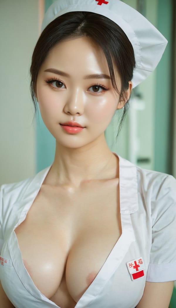 Tags: 21872187, SDXL
{"3": {"inputs": {"seed": 341077179859378, "steps": 64, "cfg": 7.02, "sampler_name": "dpmpp_2m", "scheduler": "karras", "denoise": 1.0, "model": ["27", 0], "positive": ["6", 0], "negative": ["7", 0], "latent_image": ["5", 0]}, "class_type": "KSampler"}, "4": {"inputs": {"ckpt_name": "juggernautxl.safetensors"}, "class_type": "CheckpointLoaderSimple"}, "5": {"inputs": {"width": 768, "height": 1344, "batch_size": 1}, "class_type": "EmptyLatentImage"}, "6": {"inputs": {"text": "28 year old girl, (ukrainian:1.01), (chinese:1.09), (russian:1.11), (korean:0.96), (sexy lips:1.06), (slim:1.12), (detailed face:1.09), (pale skin:1.07), (seductive pose:0.99), (idol:1.02), (blush:1.07), (beautiful eyes:1.06), (seductive facial expression:0.95), (cute:1.14), (eyelashes:1.08), (temptress:1.04), (double eyelids:1.14), (in a seductive pose:0.96), (large perky breasts:1.12), (cleavage:1.00), (thigh gap:0.96), (nurse in uniform:1.14) working in a hospital ward, (natural looking skin:1.03), (RAW:1.00), (textured skin:1.02), (candid cinema:1.09), (soft lighting:1.05), (skin fuzz:1.09), (portra:1.09), (film:1.05), (detailed skin:1.00)", "clip": ["27", 1]}, "class_type": "CLIPTextEncode"}, "7": {"inputs": {"text": "(bad hands:1.11), (twisted:1.11), (low resolution:1.11), (worst quality:1.13), (open mouth:1.11), (watermark:1.07), (distorted:1.09)", "clip": ["27", 1]}, "class_type": "CLIPTextEncode"}, "8": {"inputs": {"samples": ["3", 0], "vae": ["4", 2]}, "class_type": "VAEDecode"}, "25": {"inputs": {"lora_name": "nudify_xl.safetensors", "strength_model": 0.34, "strength_clip": 0.11, "model": ["4", 0], "clip": ["4", 1]}, "class_type": "LoraLoader"}, "26": {"inputs": {"lora_name": "shirtlift_SDXL_v2.safetensors", "strength_model": 0.12, "strength_clip": 0.05, "model": ["25", 0], "clip": ["25", 1]}, "class_type": "LoraLoader"}, "27": {"inputs": {"lora_name": "PerfectEyesXL.safetensors", "strength_model": 0.03, "strength_clip": 0.09, "model": ["26", 0], "clip": ["26", 1]}, "class_type": "LoraLoader"}, "30": {"inputs": {"model_name": "4x_NMKD-Superscale-SP_178000_G.pth"}, "class_type": "UpscaleModelLoader"}, "31": {"inputs": {"upscale_model": ["30", 0], "image": ["8", 0]}, "class_type": "ImageUpscaleWithModel"}, "32": {"inputs": {"upscale_method": "lanczos", "scale_by": 0.5, "image": ["31", 0]}, "class_type": "ImageScaleBy"}, "33": {"inputs": {"pixels": ["32", 0], "vae": ["4", 2]}, "class_type": "VAEEncode"}, "34": {"inputs": {"seed": 341077179859378, "steps": 64, "cfg": 7.02, "sampler_name": "dpmpp_2m", "scheduler": "karras", "denoise": 0.3, "model": ["27", 0], "positive": ["6", 0], "negative": ["7", 0], "latent_image": ["33", 0]}, "class_type": "KSampler"}, "36": {"inputs": {"samples": ["34", 0], "vae": ["4", 2]}, "class_type": "VAEDecode"}, "39": {"inputs": {"filename_prefix": "comfyapi-1714461396781", "images": ["36", 0]}, "class_type": "SaveImage"}}