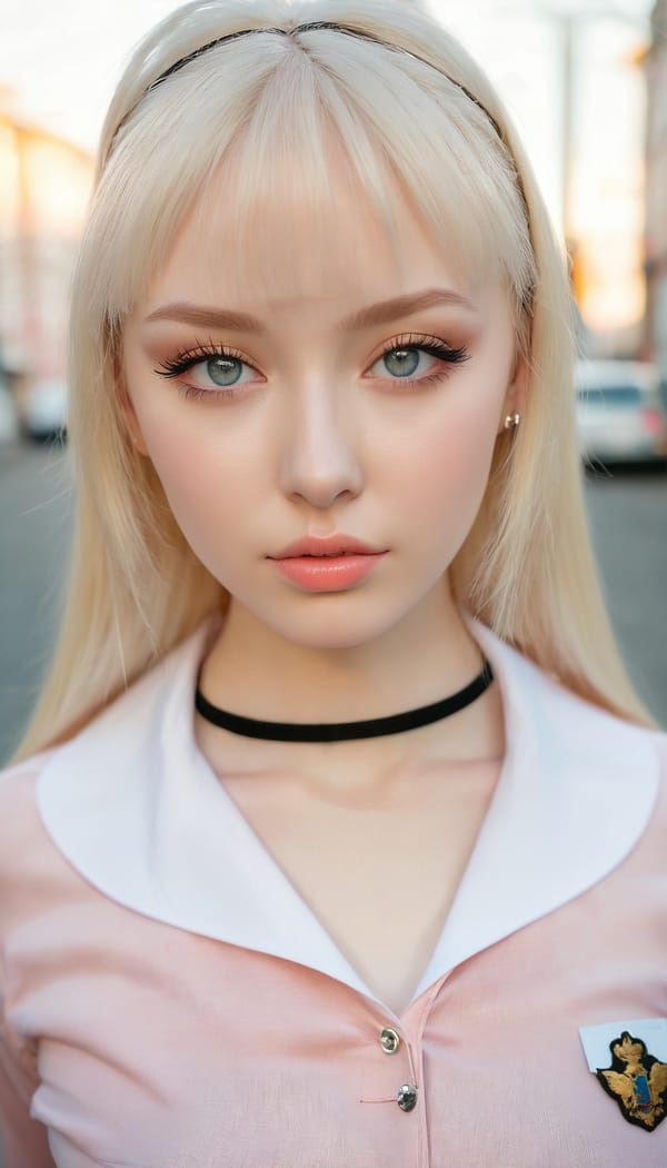 Tags: 21872187, SDXL
{"3": {"inputs": {"seed": 489401191102793, "steps": 32, "cfg": 7.77, "sampler_name": "dpmpp_2m", "scheduler": "karras", "denoise": 1.0, "model": ["27", 0], "positive": ["6", 0], "negative": ["7", 0], "latent_image": ["5", 0]}, "class_type": "KSampler"}, "4": {"inputs": {"ckpt_name": "juggernautxl.safetensors"}, "class_type": "CheckpointLoaderSimple"}, "5": {"inputs": {"width": 768, "height": 1344, "batch_size": 1}, "class_type": "EmptyLatentImage"}, "6": {"inputs": {"text": "23 year old girl, (russian:1.12), (ukrainian:1.08), (idol:1.03), (blush:0.99), (double eyelids:1.06), (pale skin:1.02), (seductive pose:1.09), (sexy lips:1.02), (slim:1.06), (beautiful eyes:1.08), (cute:1.05), (seductive facial expression:1.04), (temptress:1.01), (eyelashes:1.02), (in a seductive pose:1.04), (large perky breasts:0.97), (cleavage:1.07), (thigh gap:1.07), (school uniform:0.99), choker, busy street, (skin fuzz:1.00), (portra:1.04), (detailed skin:1.07), (soft lighting:1.05), (film:1.08), (RAW:1.04), (textured skin:1.06), (natural looking skin:1.04), (candid cinema:1.06)", "clip": ["27", 1]}, "class_type": "CLIPTextEncode"}, "7": {"inputs": {"text": "(watermark:1.08), (worst quality:1.13), (open mouth:1.05), (twisted:1.08), (low resolution:1.08), (distorted:1.12), (bad hands:1.12)", "clip": ["27", 1]}, "class_type": "CLIPTextEncode"}, "8": {"inputs": {"samples": ["3", 0], "vae": ["4", 2]}, "class_type": "VAEDecode"}, "25": {"inputs": {"lora_name": "nudify_xl.safetensors", "strength_model": 0.2, "strength_clip": 0.36, "model": ["4", 0], "clip": ["4", 1]}, "class_type": "LoraLoader"}, "26": {"inputs": {"lora_name": "shirtlift_SDXL_v2.safetensors", "strength_model": 0.07, "strength_clip": 0.19, "model": ["25", 0], "clip": ["25", 1]}, "class_type": "LoraLoader"}, "27": {"inputs": {"lora_name": "PerfectEyesXL.safetensors", "strength_model": 0.08, "strength_clip": 0.01, "model": ["26", 0], "clip": ["26", 1]}, "class_type": "LoraLoader"}, "30": {"inputs": {"model_name": "4x_NMKD-Superscale-SP_178000_G.pth"}, "class_type": "UpscaleModelLoader"}, "31": {"inputs": {"upscale_model": ["30", 0], "image": ["8", 0]}, "class_type": "ImageUpscaleWithModel"}, "32": {"inputs": {"upscale_method": "lanczos", "scale_by": 0.5, "image": ["31", 0]}, "class_type": "ImageScaleBy"}, "33": {"inputs": {"pixels": ["32", 0], "vae": ["4", 2]}, "class_type": "VAEEncode"}, "34": {"inputs": {"seed": 489401191102793, "steps": 32, "cfg": 7.77, "sampler_name": "dpmpp_2m", "scheduler": "karras", "denoise": 0.3, "model": ["27", 0], "positive": ["6", 0], "negative": ["7", 0], "latent_image": ["33", 0]}, "class_type": "KSampler"}, "36": {"inputs": {"samples": ["34", 0], "vae": ["4", 2]}, "class_type": "VAEDecode"}, "39": {"inputs": {"filename_prefix": "comfyapi-1724102989394", "images": ["36", 0]}, "class_type": "SaveImage"}}