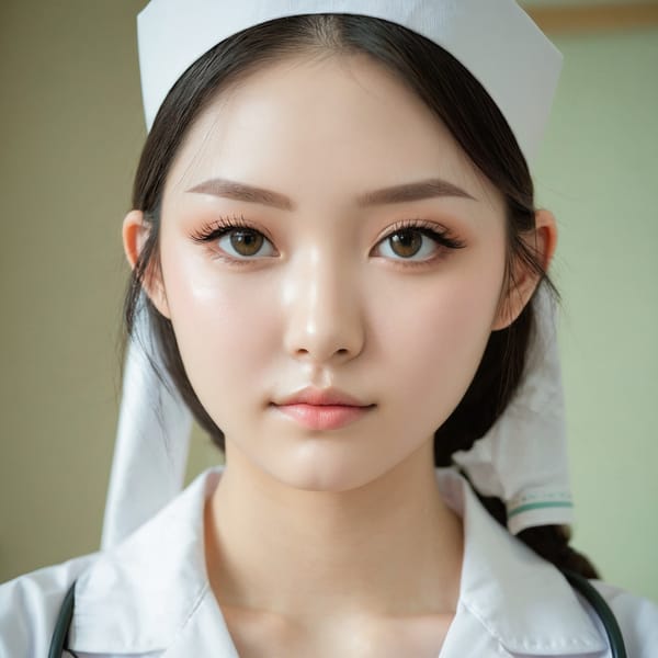 Tags: 21872187, SDXL
{"3": {"inputs": {"seed": 994736364796978, "steps": 64, "cfg": 7.25, "sampler_name": "dpmpp_2m", "scheduler": "karras", "denoise": 1.0, "model": ["27", 0], "positive": ["6", 0], "negative": ["7", 0], "latent_image": ["5", 0]}, "class_type": "KSampler"}, "4": {"inputs": {"ckpt_name": "juggernautxl.safetensors"}, "class_type": "CheckpointLoaderSimple"}, "5": {"inputs": {"width": 1024, "height": 1024, "batch_size": 1}, "class_type": "EmptyLatentImage"}, "6": {"inputs": {"text": "19 year old girl, (detailed face:1.08), (double eyelids:1.01), (cute:1.11), (idol:1.02), (blush:1.03), (slim:1.05), (pale skin:0.98), (beautiful eyes:1.08), (temptress:1.09), (seductive pose:1.06), (eyelashes:1.14), (in a seductive pose:1.05), (large perky breasts:1.04), (cleavage:0.96), (thigh gap:0.99), (nurse in uniform:1.03) working in a hospital ward, (textured skin:1.01), (detailed skin:1.05), (skin fuzz:1.09), (soft lighting:1.03), (RAW:1.03), (film:1.03), (candid cinema:1.04), (portra:1.05), (natural looking skin:1.09)", "clip": ["27", 1]}, "class_type": "CLIPTextEncode"}, "7": {"inputs": {"text": "(twisted:1.10), (open mouth:1.14), (watermark:1.12), (worst quality:1.08), (low resolution:1.12), (distorted:1.14), (bad hands:1.07)", "clip": ["27", 1]}, "class_type": "CLIPTextEncode"}, "8": {"inputs": {"samples": ["3", 0], "vae": ["4", 2]}, "class_type": "VAEDecode"}, "25": {"inputs": {"lora_name": "nudify_xl.safetensors", "strength_model": 0.21, "strength_clip": 0.34, "model": ["4", 0], "clip": ["4", 1]}, "class_type": "LoraLoader"}, "26": {"inputs": {"lora_name": "shirtlift_SDXL_v2.safetensors", "strength_model": 0.0, "strength_clip": 0.15, "model": ["25", 0], "clip": ["25", 1]}, "class_type": "LoraLoader"}, "27": {"inputs": {"lora_name": "PerfectEyesXL.safetensors", "strength_model": 0.18, "strength_clip": 0.01, "model": ["26", 0], "clip": ["26", 1]}, "class_type": "LoraLoader"}, "30": {"inputs": {"model_name": "4x_NMKD-Superscale-SP_178000_G.pth"}, "class_type": "UpscaleModelLoader"}, "31": {"inputs": {"upscale_model": ["30", 0], "image": ["8", 0]}, "class_type": "ImageUpscaleWithModel"}, "32": {"inputs": {"upscale_method": "lanczos", "scale_by": 0.5, "image": ["31", 0]}, "class_type": "ImageScaleBy"}, "33": {"inputs": {"pixels": ["32", 0], "vae": ["4", 2]}, "class_type": "VAEEncode"}, "34": {"inputs": {"seed": 994736364796978, "steps": 64, "cfg": 7.25, "sampler_name": "dpmpp_2m", "scheduler": "karras", "denoise": 0.3, "model": ["27", 0], "positive": ["6", 0], "negative": ["7", 0], "latent_image": ["33", 0]}, "class_type": "KSampler"}, "36": {"inputs": {"samples": ["34", 0], "vae": ["4", 2]}, "class_type": "VAEDecode"}, "39": {"inputs": {"filename_prefix": "comfyapi-1723813669256", "images": ["36", 0]}, "class_type": "SaveImage"}}