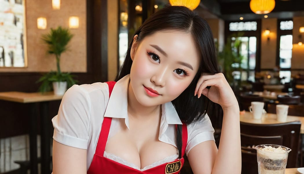 Tags: 21872187, SDXL
{"3": {"inputs": {"seed": 845355533821704, "steps": 32, "cfg": 5.93, "sampler_name": "dpmpp_2m", "scheduler": "karras", "denoise": 1.0, "model": ["27", 0], "positive": ["6", 0], "negative": ["7", 0], "latent_image": ["5", 0]}, "class_type": "KSampler"}, "4": {"inputs": {"ckpt_name": "juggernautXL_v8Rundiffusion.safetensors"}, "class_type": "CheckpointLoaderSimple"}, "5": {"inputs": {"width": 1344, "height": 768, "batch_size": 1}, "class_type": "EmptyLatentImage"}, "6": {"inputs": {"text": "26 year old girl, (chinese:0.98), (irish:1.04), (seductive facial expression:1.06), (sexy lips:1.12), (eyelashes:1.11), (pale skin:1.04), (cute:0.98), (detailed face:0.98), (idol:1.00), (double eyelids:1.00), (slim:1.14), (blush:0.99), (beautiful eyes:0.99), (temptress:1.04), (seductive pose:1.00), (in a seductive pose:0.97), (large perky breasts:1.03), (cleavage:1.11), (thigh gap:1.00), (a waitress in uniform:1.04) working at a restaurant, (soft lighting:1.00), (RAW:1.02), (textured skin:1.01), (portra:1.02), (candid cinema:1.05), (detailed skin:1.09), (natural looking skin:1.01), (skin fuzz:1.02), (film:1.05)", "clip": ["27", 1]}, "class_type": "CLIPTextEncode"}, "7": {"inputs": {"text": "(distorted:1.06), (watermark:1.07), (twisted:1.08), (worst quality:1.07), (low resolution:1.07), (open mouth:1.14), (bad hands:1.14)", "clip": ["27", 1]}, "class_type": "CLIPTextEncode"}, "8": {"inputs": {"samples": ["3", 0], "vae": ["4", 2]}, "class_type": "VAEDecode"}, "25": {"inputs": {"lora_name": "nudify_xl.safetensors", "strength_model": 0.25, "strength_clip": 0.17, "model": ["4", 0], "clip": ["4", 1]}, "class_type": "LoraLoader"}, "26": {"inputs": {"lora_name": "shirtlift_SDXL_v2.safetensors", "strength_model": 0.04, "strength_clip": 0.13, "model": ["25", 0], "clip": ["25", 1]}, "class_type": "LoraLoader"}, "27": {"inputs": {"lora_name": "PerfectEyesXL.safetensors", "strength_model": 0.1, "strength_clip": 0.07, "model": ["26", 0], "clip": ["26", 1]}, "class_type": "LoraLoader"}, "30": {"inputs": {"model_name": "4x_NMKD-Superscale-SP_178000_G.pth"}, "class_type": "UpscaleModelLoader"}, "31": {"inputs": {"upscale_model": ["30", 0], "image": ["8", 0]}, "class_type": "ImageUpscaleWithModel"}, "32": {"inputs": {"upscale_method": "lanczos", "scale_by": 0.5, "image": ["31", 0]}, "class_type": "ImageScaleBy"}, "33": {"inputs": {"pixels": ["32", 0], "vae": ["4", 2]}, "class_type": "VAEEncode"}, "34": {"inputs": {"seed": 845355533821704, "steps": 32, "cfg": 5.93, "sampler_name": "dpmpp_2m", "scheduler": "karras", "denoise": 0.3, "model": ["27", 0], "positive": ["6", 0], "negative": ["7", 0], "latent_image": ["33", 0]}, "class_type": "KSampler"}, "36": {"inputs": {"samples": ["34", 0], "vae": ["4", 2]}, "class_type": "VAEDecode"}, "39": {"inputs": {"filename_prefix": "comfyapi-1707794367202", "images": ["36", 0]}, "class_type": "SaveImage"}}