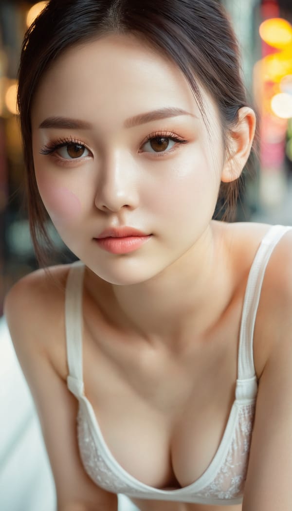 Tags: 21872187, SDXL
{"3": {"inputs": {"seed": 343071201233517, "steps": 32, "cfg": 7.79, "sampler_name": "dpmpp_2m", "scheduler": "karras", "denoise": 1.0, "model": ["27", 0], "positive": ["6", 0], "negative": ["7", 0], "latent_image": ["5", 0]}, "class_type": "KSampler"}, "4": {"inputs": {"ckpt_name": "juggernautxl.safetensors"}, "class_type": "CheckpointLoaderSimple"}, "5": {"inputs": {"width": 768, "height": 1344, "batch_size": 1}, "class_type": "EmptyLatentImage"}, "6": {"inputs": {"text": "25 year old girl, (detailed face:1.12), (temptress:1.00), (seductive pose:1.04), (cute:1.01), (sexy lips:1.07), (blush:0.99), (beautiful eyes:0.98), (slim:0.95), (seductive facial expression:0.95), (eyelashes:0.95), (double eyelids:0.99), (idol:1.04), (pale skin:1.07), (on all fours:1.03), (spreading ass cheeks:1.10), (from behind:1.02), (backboob:1.09), (white tanktop:1.03), busy street, (soft lighting:1.09), (portra:1.00), (skin fuzz:1.02), (candid cinema:1.00), (film:1.03), (RAW:1.07), (detailed skin:1.02), (natural looking skin:1.07), (textured skin:1.06)", "clip": ["27", 1]}, "class_type": "CLIPTextEncode"}, "7": {"inputs": {"text": "(open mouth:1.10), (bad hands:1.09), (twisted:1.05), (worst quality:1.10), (distorted:1.05), (watermark:1.13), (low resolution:1.13)", "clip": ["27", 1]}, "class_type": "CLIPTextEncode"}, "8": {"inputs": {"samples": ["3", 0], "vae": ["4", 2]}, "class_type": "VAEDecode"}, "25": {"inputs": {"lora_name": "nudify_xl.safetensors", "strength_model": 0.34, "strength_clip": 0.07, "model": ["4", 0], "clip": ["4", 1]}, "class_type": "LoraLoader"}, "26": {"inputs": {"lora_name": "shirtlift_SDXL_v2.safetensors", "strength_model": 0.03, "strength_clip": 0.01, "model": ["25", 0], "clip": ["25", 1]}, "class_type": "LoraLoader"}, "27": {"inputs": {"lora_name": "PerfectEyesXL.safetensors", "strength_model": 0.02, "strength_clip": 0.11, "model": ["26", 0], "clip": ["26", 1]}, "class_type": "LoraLoader"}, "30": {"inputs": {"model_name": "4x_NMKD-Superscale-SP_178000_G.pth"}, "class_type": "UpscaleModelLoader"}, "31": {"inputs": {"upscale_model": ["30", 0], "image": ["8", 0]}, "class_type": "ImageUpscaleWithModel"}, "32": {"inputs": {"upscale_method": "lanczos", "scale_by": 0.5, "image": ["31", 0]}, "class_type": "ImageScaleBy"}, "33": {"inputs": {"pixels": ["32", 0], "vae": ["4", 2]}, "class_type": "VAEEncode"}, "34": {"inputs": {"seed": 343071201233517, "steps": 32, "cfg": 7.79, "sampler_name": "dpmpp_2m", "scheduler": "karras", "denoise": 0.3, "model": ["27", 0], "positive": ["6", 0], "negative": ["7", 0], "latent_image": ["33", 0]}, "class_type": "KSampler"}, "36": {"inputs": {"samples": ["34", 0], "vae": ["4", 2]}, "class_type": "VAEDecode"}, "39": {"inputs": {"filename_prefix": "comfyapi-1726715583447", "images": ["36", 0]}, "class_type": "SaveImage"}}