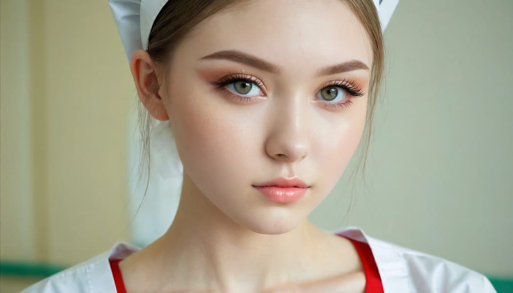 Tags: 21872187, SDXL
{"3": {"inputs": {"seed": 323953221287726, "steps": 32, "cfg": 5.8, "sampler_name": "dpmpp_2m", "scheduler": "karras", "denoise": 1.0, "model": ["27", 0], "positive": ["6", 0], "negative": ["7", 0], "latent_image": ["5", 0]}, "class_type": "KSampler"}, "4": {"inputs": {"ckpt_name": "juggernautxl.safetensors"}, "class_type": "CheckpointLoaderSimple"}, "5": {"inputs": {"width": 1344, "height": 768, "batch_size": 1}, "class_type": "EmptyLatentImage"}, "6": {"inputs": {"text": "19 year old girl, (ukrainian:1.03), (detailed face:1.01), (sexy lips:1.02), (idol:1.06), (seductive pose:1.09), (blush:1.05), (seductive facial expression:1.13), (temptress:1.11), (beautiful eyes:1.03), (double eyelids:1.09), (cute:1.11), (slim:0.95), (pale skin:0.95), (eyelashes:1.03), (in a seductive pose:1.12), (large perky breasts:1.03), (cleavage:1.08), (thigh gap:1.06), (nurse in uniform:1.13) working in a hospital ward, (skin fuzz:1.01), (soft lighting:1.00), (textured skin:1.03), (natural looking skin:1.00), (detailed skin:1.07), (portra:1.03), (RAW:1.05), (candid cinema:1.05), (film:1.09)", "clip": ["27", 1]}, "class_type": "CLIPTextEncode"}, "7": {"inputs": {"text": "(twisted:1.11), (bad hands:1.13), (low resolution:1.09), (worst quality:1.12), (distorted:1.09), (watermark:1.06), (open mouth:1.07)", "clip": ["27", 1]}, "class_type": "CLIPTextEncode"}, "8": {"inputs": {"samples": ["3", 0], "vae": ["4", 2]}, "class_type": "VAEDecode"}, "25": {"inputs": {"lora_name": "nudify_xl.safetensors", "strength_model": 0.37, "strength_clip": 0.04, "model": ["4", 0], "clip": ["4", 1]}, "class_type": "LoraLoader"}, "26": {"inputs": {"lora_name": "shirtlift_SDXL_v2.safetensors", "strength_model": 0.05, "strength_clip": 0.09, "model": ["25", 0], "clip": ["25", 1]}, "class_type": "LoraLoader"}, "27": {"inputs": {"lora_name": "PerfectEyesXL.safetensors", "strength_model": 0.08, "strength_clip": 0.03, "model": ["26", 0], "clip": ["26", 1]}, "class_type": "LoraLoader"}, "30": {"inputs": {"model_name": "4x_NMKD-Superscale-SP_178000_G.pth"}, "class_type": "UpscaleModelLoader"}, "31": {"inputs": {"upscale_model": ["30", 0], "image": ["8", 0]}, "class_type": "ImageUpscaleWithModel"}, "32": {"inputs": {"upscale_method": "lanczos", "scale_by": 0.5, "image": ["31", 0]}, "class_type": "ImageScaleBy"}, "33": {"inputs": {"pixels": ["32", 0], "vae": ["4", 2]}, "class_type": "VAEEncode"}, "34": {"inputs": {"seed": 323953221287726, "steps": 32, "cfg": 5.8, "sampler_name": "dpmpp_2m", "scheduler": "karras", "denoise": 0.3, "model": ["27", 0], "positive": ["6", 0], "negative": ["7", 0], "latent_image": ["33", 0]}, "class_type": "KSampler"}, "36": {"inputs": {"samples": ["34", 0], "vae": ["4", 2]}, "class_type": "VAEDecode"}, "39": {"inputs": {"filename_prefix": "comfyapi-1731716667048", "images": ["36", 0]}, "class_type": "SaveImage"}}